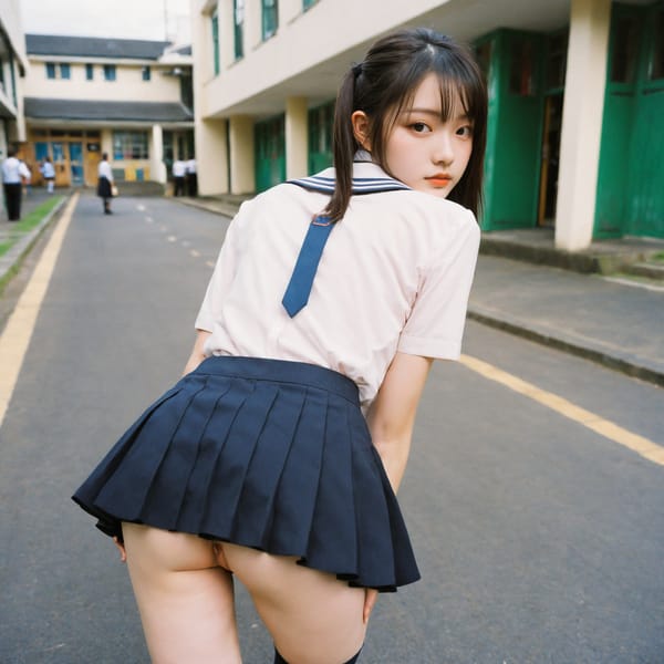 Tags: 21872187, SDXL
{"3": {"inputs": {"seed": 774966354385834, "steps": 32, "cfg": 7.74, "sampler_name": "dpmpp_2m", "scheduler": "karras", "denoise": 1.0, "model": ["27", 0], "positive": ["6", 0], "negative": ["7", 0], "latent_image": ["5", 0]}, "class_type": "KSampler"}, "4": {"inputs": {"ckpt_name": "helloworldxl.safetensors"}, "class_type": "CheckpointLoaderSimple"}, "5": {"inputs": {"width": 1024, "height": 1024, "batch_size": 1}, "class_type": "EmptyLatentImage"}, "6": {"inputs": {"text": "19 year old girl, (slim:0.99), (sexy lips:1.09), (blush:1.02), (cute:1.01), (eyelashes:1.01), (beautiful eyes:0.96), (idol:0.95), (seductive pose:1.06), (temptress:1.13), (pale skin:0.98), (double eyelids:1.13), (detailed face:1.10), (perky ass:1.09), (exposed ass:1.12), (looking back:1.01), (sexy ass:1.08), (thigh gap:1.14), (school uniform:1.14), choker, busy street, (textured skin:1.04), (detailed skin:1.07), (film:1.07), (candid cinema:1.01), (soft lighting:1.07), (RAW:1.08), (natural looking skin:1.06), (portra:1.06), (skin fuzz:1.04)", "clip": ["27", 1]}, "class_type": "CLIPTextEncode"}, "7": {"inputs": {"text": "(low resolution:1.06), (distorted:1.05), (worst quality:1.11), (twisted:1.09), (open mouth:1.09), (bad hands:1.12), (watermark:1.11)", "clip": ["27", 1]}, "class_type": "CLIPTextEncode"}, "8": {"inputs": {"samples": ["3", 0], "vae": ["4", 2]}, "class_type": "VAEDecode"}, "25": {"inputs": {"lora_name": "nudify_xl.safetensors", "strength_model": 0.06, "strength_clip": 0.32, "model": ["4", 0], "clip": ["4", 1]}, "class_type": "LoraLoader"}, "26": {"inputs": {"lora_name": "shirtlift_SDXL_v2.safetensors", "strength_model": 0.05, "strength_clip": 0.16, "model": ["25", 0], "clip": ["25", 1]}, "class_type": "LoraLoader"}, "27": {"inputs": {"lora_name": "PerfectEyesXL.safetensors", "strength_model": 0.05, "strength_clip": 0.19, "model": ["26", 0], "clip": ["26", 1]}, "class_type": "LoraLoader"}, "30": {"inputs": {"model_name": "4x_NMKD-Superscale-SP_178000_G.pth"}, "class_type": "UpscaleModelLoader"}, "31": {"inputs": {"upscale_model": ["30", 0], "image": ["8", 0]}, "class_type": "ImageUpscaleWithModel"}, "32": {"inputs": {"upscale_method": "lanczos", "scale_by": 0.5, "image": ["31", 0]}, "class_type": "ImageScaleBy"}, "33": {"inputs": {"pixels": ["32", 0], "vae": ["4", 2]}, "class_type": "VAEEncode"}, "34": {"inputs": {"seed": 774966354385834, "steps": 32, "cfg": 7.74, "sampler_name": "dpmpp_2m", "scheduler": "karras", "denoise": 0.3, "model": ["27", 0], "positive": ["6", 0], "negative": ["7", 0], "latent_image": ["33", 0]}, "class_type": "KSampler"}, "36": {"inputs": {"samples": ["34", 0], "vae": ["4", 2]}, "class_type": "VAEDecode"}, "39": {"inputs": {"filename_prefix": "comfyapi-1726376309534", "images": ["36", 0]}, "class_type": "SaveImage"}}