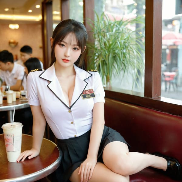 Tags: 21872187, SDXL
{"3": {"inputs": {"seed": 859479597406199, "steps": 64, "cfg": 5.87, "sampler_name": "dpmpp_2m", "scheduler": "karras", "denoise": 1.0, "model": ["27", 0], "positive": ["6", 0], "negative": ["7", 0], "latent_image": ["5", 0]}, "class_type": "KSampler"}, "4": {"inputs": {"ckpt_name": "leosamsHelloworldSDXL_helloworldSDXL32DPO.safetensors"}, "class_type": "CheckpointLoaderSimple"}, "5": {"inputs": {"width": 1024, "height": 1024, "batch_size": 1}, "class_type": "EmptyLatentImage"}, "6": {"inputs": {"text": "18 year old girl, (ukrainian:1.00), (taiwanese:1.14), (temptress:1.00), (sexy lips:0.97), (seductive pose:1.11), (slim:1.07), (cute:1.06), (pale skin:1.10), (seductive facial expression:1.05), (eyelashes:0.97), (double eyelids:1.05), (blush:1.04), (beautiful eyes:1.01), (idol:1.06), (in a seductive pose:1.11), (large perky breasts:1.02), (cleavage:1.12), (thigh gap:1.13), (a waitress in uniform:1.11) working at a restaurant, (textured skin:1.03), (candid cinema:1.07), (RAW:1.06), (detailed skin:1.08), (portra:1.05), (natural looking skin:1.00), (film:1.06), (soft lighting:1.01), (skin fuzz:1.09)", "clip": ["27", 1]}, "class_type": "CLIPTextEncode"}, "7": {"inputs": {"text": "(twisted:1.05), (distorted:1.11), (watermark:1.09), (bad hands:1.12), (open mouth:1.09), (worst quality:1.13), (low resolution:1.05)", "clip": ["27", 1]}, "class_type": "CLIPTextEncode"}, "8": {"inputs": {"samples": ["3", 0], "vae": ["4", 2]}, "class_type": "VAEDecode"}, "25": {"inputs": {"lora_name": "nudify_xl.safetensors", "strength_model": 0.3, "strength_clip": 0.33, "model": ["4", 0], "clip": ["4", 1]}, "class_type": "LoraLoader"}, "26": {"inputs": {"lora_name": "shirtlift_SDXL_v2.safetensors", "strength_model": 0.02, "strength_clip": 0.18, "model": ["25", 0], "clip": ["25", 1]}, "class_type": "LoraLoader"}, "27": {"inputs": {"lora_name": "PerfectEyesXL.safetensors", "strength_model": 0.11, "strength_clip": 0.08, "model": ["26", 0], "clip": ["26", 1]}, "class_type": "LoraLoader"}, "30": {"inputs": {"model_name": "4x_NMKD-Superscale-SP_178000_G.pth"}, "class_type": "UpscaleModelLoader"}, "31": {"inputs": {"upscale_model": ["30", 0], "image": ["8", 0]}, "class_type": "ImageUpscaleWithModel"}, "32": {"inputs": {"upscale_method": "lanczos", "scale_by": 0.5, "image": ["31", 0]}, "class_type": "ImageScaleBy"}, "33": {"inputs": {"pixels": ["32", 0], "vae": ["4", 2]}, "class_type": "VAEEncode"}, "34": {"inputs": {"seed": 859479597406199, "steps": 64, "cfg": 5.87, "sampler_name": "dpmpp_2m", "scheduler": "karras", "denoise": 0.3, "model": ["27", 0], "positive": ["6", 0], "negative": ["7", 0], "latent_image": ["33", 0]}, "class_type": "KSampler"}, "36": {"inputs": {"samples": ["34", 0], "vae": ["4", 2]}, "class_type": "VAEDecode"}, "39": {"inputs": {"filename_prefix": "comfyapi-1707688492030", "images": ["36", 0]}, "class_type": "SaveImage"}}