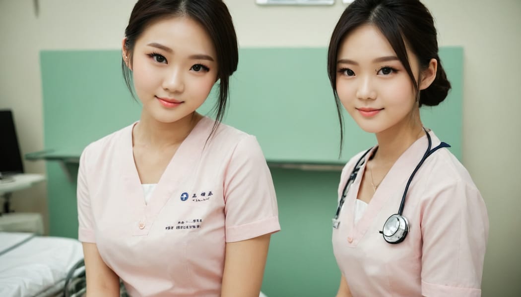 Tags: 21872187, SDXL
{"3": {"inputs": {"seed": 668315507725590, "steps": 32, "cfg": 5.59, "sampler_name": "dpmpp_2m", "scheduler": "karras", "denoise": 1.0, "model": ["27", 0], "positive": ["6", 0], "negative": ["7", 0], "latent_image": ["5", 0]}, "class_type": "KSampler"}, "4": {"inputs": {"ckpt_name": "juggernautXL_v8Rundiffusion.safetensors"}, "class_type": "CheckpointLoaderSimple"}, "5": {"inputs": {"width": 1344, "height": 768, "batch_size": 1}, "class_type": "EmptyLatentImage"}, "6": {"inputs": {"text": "20 year old girl, (taiwanese:0.97), (sexy lips:0.98), (beautiful eyes:0.98), (slim:1.13), (idol:1.03), (detailed face:1.10), (cute:1.09), (blush:1.00), (pale skin:0.96), (temptress:1.08), (double eyelids:1.05), (seductive facial expression:0.97), (seductive pose:1.14), (eyelashes:0.97), (perky ass:1.11), (exposed ass:1.11), (looking back:1.12), (sexy ass:1.00), (thigh gap:0.98), (nurse in uniform:0.99) working in a hospital ward, (RAW:1.08), (natural looking skin:1.01), (candid cinema:1.05), (soft lighting:1.01), (portra:1.01), (detailed skin:1.09), (film:1.02), (textured skin:1.05), (skin fuzz:1.03)", "clip": ["27", 1]}, "class_type": "CLIPTextEncode"}, "7": {"inputs": {"text": "(distorted:1.05), (twisted:1.13), (worst quality:1.09), (open mouth:1.14), (low resolution:1.08), (watermark:1.12), (bad hands:1.05)", "clip": ["27", 1]}, "class_type": "CLIPTextEncode"}, "8": {"inputs": {"samples": ["3", 0], "vae": ["4", 2]}, "class_type": "VAEDecode"}, "25": {"inputs": {"lora_name": "nudify_xl.safetensors", "strength_model": 0.37, "strength_clip": 0.11, "model": ["4", 0], "clip": ["4", 1]}, "class_type": "LoraLoader"}, "26": {"inputs": {"lora_name": "shirtlift_SDXL_v2.safetensors", "strength_model": 0.03, "strength_clip": 0.11, "model": ["25", 0], "clip": ["25", 1]}, "class_type": "LoraLoader"}, "27": {"inputs": {"lora_name": "PerfectEyesXL.safetensors", "strength_model": 0.12, "strength_clip": 0.05, "model": ["26", 0], "clip": ["26", 1]}, "class_type": "LoraLoader"}, "30": {"inputs": {"model_name": "4x_NMKD-Superscale-SP_178000_G.pth"}, "class_type": "UpscaleModelLoader"}, "31": {"inputs": {"upscale_model": ["30", 0], "image": ["8", 0]}, "class_type": "ImageUpscaleWithModel"}, "32": {"inputs": {"upscale_method": "lanczos", "scale_by": 0.5, "image": ["31", 0]}, "class_type": "ImageScaleBy"}, "33": {"inputs": {"pixels": ["32", 0], "vae": ["4", 2]}, "class_type": "VAEEncode"}, "34": {"inputs": {"seed": 668315507725590, "steps": 32, "cfg": 5.59, "sampler_name": "dpmpp_2m", "scheduler": "karras", "denoise": 0.3, "model": ["27", 0], "positive": ["6", 0], "negative": ["7", 0], "latent_image": ["33", 0]}, "class_type": "KSampler"}, "36": {"inputs": {"samples": ["34", 0], "vae": ["4", 2]}, "class_type": "VAEDecode"}, "39": {"inputs": {"filename_prefix": "comfyapi-1708186414033", "images": ["36", 0]}, "class_type": "SaveImage"}}