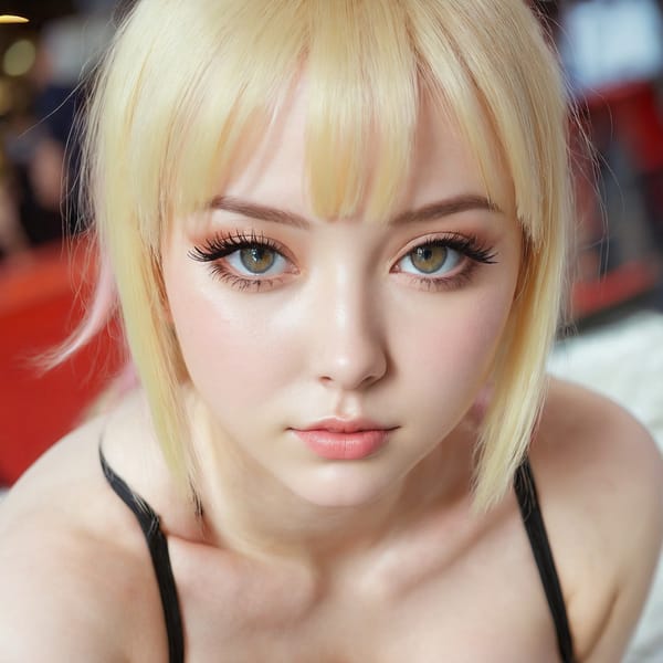 Tags: 21872187, SDXL
{"3": {"inputs": {"seed": 752311139249763, "steps": 64, "cfg": 6.56, "sampler_name": "dpmpp_2m", "scheduler": "karras", "denoise": 1.0, "model": ["27", 0], "positive": ["6", 0], "negative": ["7", 0], "latent_image": ["5", 0]}, "class_type": "KSampler"}, "4": {"inputs": {"ckpt_name": "juggernautxl.safetensors"}, "class_type": "CheckpointLoaderSimple"}, "5": {"inputs": {"width": 1024, "height": 1024, "batch_size": 1}, "class_type": "EmptyLatentImage"}, "6": {"inputs": {"text": "23 year old girl, (irish:1.03), (russian:1.04), (seductive facial expression:1.11), (beautiful eyes:1.10), (double eyelids:1.09), (seductive pose:1.01), (cute:1.13), (blush:1.08), (idol:1.08), (slim:1.09), (detailed face:1.02), (sexy lips:1.13), (eyelashes:1.07), (pale skin:0.97), (temptress:1.05), (on all fours:1.07), (spreading ass cheeks:1.04), (from behind:1.11), (backboob:1.11), (in a cosplay:0.99) at comiket posing for camera, (candid cinema:1.06), (film:1.00), (portra:1.00), (skin fuzz:1.05), (textured skin:1.03), (RAW:1.07), (soft lighting:1.09), (detailed skin:1.07), (natural looking skin:1.02)", "clip": ["27", 1]}, "class_type": "CLIPTextEncode"}, "7": {"inputs": {"text": "(bad hands:1.12), (twisted:1.11), (low resolution:1.09), (open mouth:1.06), (worst quality:1.06), (distorted:1.14), (watermark:1.08)", "clip": ["27", 1]}, "class_type": "CLIPTextEncode"}, "8": {"inputs": {"samples": ["3", 0], "vae": ["4", 2]}, "class_type": "VAEDecode"}, "25": {"inputs": {"lora_name": "nudify_xl.safetensors", "strength_model": 0.05, "strength_clip": 0.35, "model": ["4", 0], "clip": ["4", 1]}, "class_type": "LoraLoader"}, "26": {"inputs": {"lora_name": "shirtlift_SDXL_v2.safetensors", "strength_model": 0.08, "strength_clip": 0.04, "model": ["25", 0], "clip": ["25", 1]}, "class_type": "LoraLoader"}, "27": {"inputs": {"lora_name": "PerfectEyesXL.safetensors", "strength_model": 0.03, "strength_clip": 0.16, "model": ["26", 0], "clip": ["26", 1]}, "class_type": "LoraLoader"}, "30": {"inputs": {"model_name": "4x_NMKD-Superscale-SP_178000_G.pth"}, "class_type": "UpscaleModelLoader"}, "31": {"inputs": {"upscale_model": ["30", 0], "image": ["8", 0]}, "class_type": "ImageUpscaleWithModel"}, "32": {"inputs": {"upscale_method": "lanczos", "scale_by": 0.5, "image": ["31", 0]}, "class_type": "ImageScaleBy"}, "33": {"inputs": {"pixels": ["32", 0], "vae": ["4", 2]}, "class_type": "VAEEncode"}, "34": {"inputs": {"seed": 752311139249763, "steps": 64, "cfg": 6.56, "sampler_name": "dpmpp_2m", "scheduler": "karras", "denoise": 0.3, "model": ["27", 0], "positive": ["6", 0], "negative": ["7", 0], "latent_image": ["33", 0]}, "class_type": "KSampler"}, "36": {"inputs": {"samples": ["34", 0], "vae": ["4", 2]}, "class_type": "VAEDecode"}, "39": {"inputs": {"filename_prefix": "comfyapi-1716444341086", "images": ["36", 0]}, "class_type": "SaveImage"}}