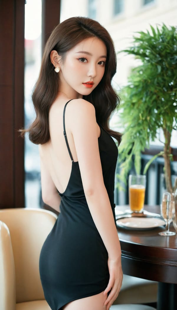 Tags: 21872187, SDXL
{"3": {"inputs": {"seed": 225094311394696, "steps": 64, "cfg": 6.0, "sampler_name": "dpmpp_2m", "scheduler": "karras", "denoise": 1.0, "model": ["27", 0], "positive": ["6", 0], "negative": ["7", 0], "latent_image": ["5", 0]}, "class_type": "KSampler"}, "4": {"inputs": {"ckpt_name": "leosamsHelloworldSDXL_helloworldSDXL32DPO.safetensors"}, "class_type": "CheckpointLoaderSimple"}, "5": {"inputs": {"width": 768, "height": 1344, "batch_size": 1}, "class_type": "EmptyLatentImage"}, "6": {"inputs": {"text": "26 year old girl, (irish:1.04), (korean:1.08), (cute:1.04), (temptress:1.05), (beautiful eyes:1.07), (sexy lips:1.05), (eyelashes:1.03), (detailed face:1.08), (double eyelids:0.98), (blush:1.07), (idol:1.09), (seductive pose:0.99), (pale skin:1.02), (seductive facial expression:0.98), (slim:0.96), (perky ass:1.02), (exposed ass:1.13), (looking back:1.10), (sexy ass:1.07), (thigh gap:1.05), (wearing a little black dress:1.12) at a fine dining restaurant, (portra:1.09), (candid cinema:1.05), (skin fuzz:1.09), (natural looking skin:1.00), (soft lighting:1.06), (RAW:1.05), (detailed skin:1.01), (film:1.01), (textured skin:1.00)", "clip": ["27", 1]}, "class_type": "CLIPTextEncode"}, "7": {"inputs": {"text": "(distorted:1.14), (watermark:1.11), (bad hands:1.09), (worst quality:1.11), (low resolution:1.07), (open mouth:1.06), (twisted:1.09)", "clip": ["27", 1]}, "class_type": "CLIPTextEncode"}, "8": {"inputs": {"samples": ["3", 0], "vae": ["4", 2]}, "class_type": "VAEDecode"}, "25": {"inputs": {"lora_name": "nudify_xl.safetensors", "strength_model": 0.13, "strength_clip": 0.26, "model": ["4", 0], "clip": ["4", 1]}, "class_type": "LoraLoader"}, "26": {"inputs": {"lora_name": "shirtlift_SDXL_v2.safetensors", "strength_model": 0.04, "strength_clip": 0.01, "model": ["25", 0], "clip": ["25", 1]}, "class_type": "LoraLoader"}, "27": {"inputs": {"lora_name": "PerfectEyesXL.safetensors", "strength_model": 0.14, "strength_clip": 0.11, "model": ["26", 0], "clip": ["26", 1]}, "class_type": "LoraLoader"}, "30": {"inputs": {"model_name": "4x_NMKD-Superscale-SP_178000_G.pth"}, "class_type": "UpscaleModelLoader"}, "31": {"inputs": {"upscale_model": ["30", 0], "image": ["8", 0]}, "class_type": "ImageUpscaleWithModel"}, "32": {"inputs": {"upscale_method": "lanczos", "scale_by": 0.5, "image": ["31", 0]}, "class_type": "ImageScaleBy"}, "33": {"inputs": {"pixels": ["32", 0], "vae": ["4", 2]}, "class_type": "VAEEncode"}, "34": {"inputs": {"seed": 225094311394696, "steps": 64, "cfg": 6.0, "sampler_name": "dpmpp_2m", "scheduler": "karras", "denoise": 0.3, "model": ["27", 0], "positive": ["6", 0], "negative": ["7", 0], "latent_image": ["33", 0]}, "class_type": "KSampler"}, "36": {"inputs": {"samples": ["34", 0], "vae": ["4", 2]}, "class_type": "VAEDecode"}, "39": {"inputs": {"filename_prefix": "comfyapi-1708097418781", "images": ["36", 0]}, "class_type": "SaveImage"}}