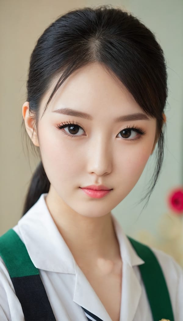 Tags: 21872187, SDXL
{"3": {"inputs": {"seed": 190247727498934, "steps": 32, "cfg": 5.34, "sampler_name": "dpmpp_2m", "scheduler": "karras", "denoise": 1.0, "model": ["27", 0], "positive": ["6", 0], "negative": ["7", 0], "latent_image": ["5", 0]}, "class_type": "KSampler"}, "4": {"inputs": {"ckpt_name": "juggernautXL_v8Rundiffusion.safetensors"}, "class_type": "CheckpointLoaderSimple"}, "5": {"inputs": {"width": 768, "height": 1344, "batch_size": 1}, "class_type": "EmptyLatentImage"}, "6": {"inputs": {"text": "22 year old girl, (irish:1.12), (taiwanese:0.99), (chinese:1.05), (idol:1.08), (eyelashes:1.08), (slim:1.04), (detailed face:1.14), (pale skin:1.11), (seductive facial expression:1.10), (temptress:1.01), (beautiful eyes:0.98), (double eyelids:1.00), (seductive pose:0.98), (sexy lips:0.97), (blush:1.00), (cute:1.09), (in a seductive pose:1.03), (large perky breasts:1.03), (cleavage:1.07), (thigh gap:1.13), (school uniform:1.08), choker, busy street, (soft lighting:1.01), (portra:1.08), (skin fuzz:1.06), (detailed skin:1.00), (film:1.08), (RAW:1.05), (candid cinema:1.03), (natural looking skin:1.06), (textured skin:1.04)", "clip": ["27", 1]}, "class_type": "CLIPTextEncode"}, "7": {"inputs": {"text": "(low resolution:1.13), (worst quality:1.08), (watermark:1.11), (distorted:1.08), (open mouth:1.05), (bad hands:1.08), (twisted:1.09)", "clip": ["27", 1]}, "class_type": "CLIPTextEncode"}, "8": {"inputs": {"samples": ["3", 0], "vae": ["4", 2]}, "class_type": "VAEDecode"}, "25": {"inputs": {"lora_name": "nudify_xl.safetensors", "strength_model": 0.04, "strength_clip": 0.04, "model": ["4", 0], "clip": ["4", 1]}, "class_type": "LoraLoader"}, "26": {"inputs": {"lora_name": "shirtlift_SDXL_v2.safetensors", "strength_model": 0.0, "strength_clip": 0.03, "model": ["25", 0], "clip": ["25", 1]}, "class_type": "LoraLoader"}, "27": {"inputs": {"lora_name": "PerfectEyesXL.safetensors", "strength_model": 0.03, "strength_clip": 0.18, "model": ["26", 0], "clip": ["26", 1]}, "class_type": "LoraLoader"}, "30": {"inputs": {"model_name": "4x_NMKD-Superscale-SP_178000_G.pth"}, "class_type": "UpscaleModelLoader"}, "31": {"inputs": {"upscale_model": ["30", 0], "image": ["8", 0]}, "class_type": "ImageUpscaleWithModel"}, "32": {"inputs": {"upscale_method": "lanczos", "scale_by": 0.5, "image": ["31", 0]}, "class_type": "ImageScaleBy"}, "33": {"inputs": {"pixels": ["32", 0], "vae": ["4", 2]}, "class_type": "VAEEncode"}, "34": {"inputs": {"seed": 190247727498934, "steps": 32, "cfg": 5.34, "sampler_name": "dpmpp_2m", "scheduler": "karras", "denoise": 0.3, "model": ["27", 0], "positive": ["6", 0], "negative": ["7", 0], "latent_image": ["33", 0]}, "class_type": "KSampler"}, "36": {"inputs": {"samples": ["34", 0], "vae": ["4", 2]}, "class_type": "VAEDecode"}, "39": {"inputs": {"filename_prefix": "comfyapi-1707506421510", "images": ["36", 0]}, "class_type": "SaveImage"}}