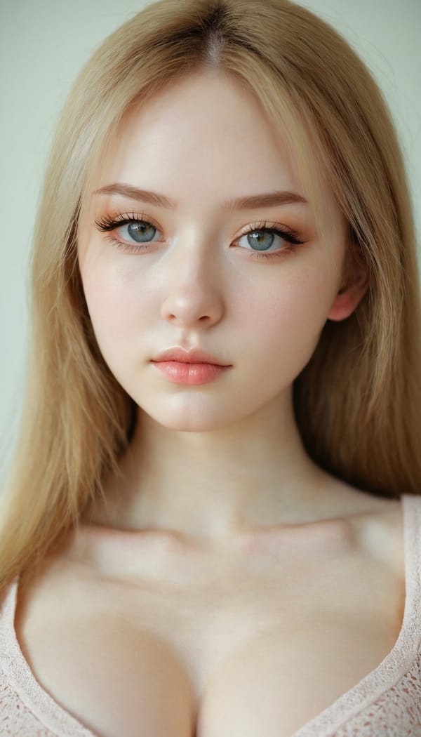 Tags: 21872187, SDXL
{"3": {"inputs": {"seed": 355441161163394, "steps": 64, "cfg": 6.22, "sampler_name": "dpmpp_2m", "scheduler": "karras", "denoise": 1.0, "model": ["27", 0], "positive": ["6", 0], "negative": ["7", 0], "latent_image": ["5", 0]}, "class_type": "KSampler"}, "4": {"inputs": {"ckpt_name": "juggernautxl.safetensors"}, "class_type": "CheckpointLoaderSimple"}, "5": {"inputs": {"width": 768, "height": 1344, "batch_size": 1}, "class_type": "EmptyLatentImage"}, "6": {"inputs": {"text": "19 year old girl, (russian:0.95), (pale skin:1.10), (beautiful eyes:1.03), (slim:1.13), (blush:1.11), (eyelashes:1.03), (idol:1.02), (cute:1.02), (seductive pose:0.98), (seductive facial expression:1.05), (sexy lips:1.02), (double eyelids:1.06), (detailed face:0.96), (temptress:1.03), (in a seductive pose:1.13), (large perky breasts:0.97), (cleavage:1.08), (thigh gap:1.03), (an office lady:0.95), (candid cinema:1.01), (portra:1.00), (textured skin:1.05), (natural looking skin:1.08), (soft lighting:1.08), (skin fuzz:1.01), (film:1.00), (detailed skin:1.04), (RAW:1.09)", "clip": ["27", 1]}, "class_type": "CLIPTextEncode"}, "7": {"inputs": {"text": "(worst quality:1.10), (bad hands:1.12), (low resolution:1.11), (watermark:1.11), (open mouth:1.14), (twisted:1.13), (distorted:1.05)", "clip": ["27", 1]}, "class_type": "CLIPTextEncode"}, "8": {"inputs": {"samples": ["3", 0], "vae": ["4", 2]}, "class_type": "VAEDecode"}, "25": {"inputs": {"lora_name": "nudify_xl.safetensors", "strength_model": 0.07, "strength_clip": 0.39, "model": ["4", 0], "clip": ["4", 1]}, "class_type": "LoraLoader"}, "26": {"inputs": {"lora_name": "shirtlift_SDXL_v2.safetensors", "strength_model": 0.01, "strength_clip": 0.14, "model": ["25", 0], "clip": ["25", 1]}, "class_type": "LoraLoader"}, "27": {"inputs": {"lora_name": "PerfectEyesXL.safetensors", "strength_model": 0.18, "strength_clip": 0.1, "model": ["26", 0], "clip": ["26", 1]}, "class_type": "LoraLoader"}, "30": {"inputs": {"model_name": "4x_NMKD-Superscale-SP_178000_G.pth"}, "class_type": "UpscaleModelLoader"}, "31": {"inputs": {"upscale_model": ["30", 0], "image": ["8", 0]}, "class_type": "ImageUpscaleWithModel"}, "32": {"inputs": {"upscale_method": "lanczos", "scale_by": 0.5, "image": ["31", 0]}, "class_type": "ImageScaleBy"}, "33": {"inputs": {"pixels": ["32", 0], "vae": ["4", 2]}, "class_type": "VAEEncode"}, "34": {"inputs": {"seed": 355441161163394, "steps": 64, "cfg": 6.22, "sampler_name": "dpmpp_2m", "scheduler": "karras", "denoise": 0.3, "model": ["27", 0], "positive": ["6", 0], "negative": ["7", 0], "latent_image": ["33", 0]}, "class_type": "KSampler"}, "36": {"inputs": {"samples": ["34", 0], "vae": ["4", 2]}, "class_type": "VAEDecode"}, "39": {"inputs": {"filename_prefix": "comfyapi-1735161129719", "images": ["36", 0]}, "class_type": "SaveImage"}}