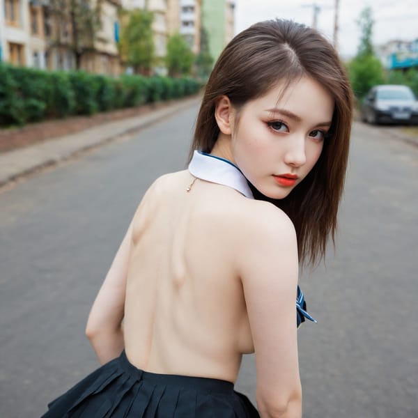 Tags: 21872187, SDXL
{"3": {"inputs": {"seed": 327807003337868, "steps": 32, "cfg": 5.53, "sampler_name": "dpmpp_2m", "scheduler": "karras", "denoise": 1.0, "model": ["27", 0], "positive": ["6", 0], "negative": ["7", 0], "latent_image": ["5", 0]}, "class_type": "KSampler"}, "4": {"inputs": {"ckpt_name": "helloworldxl.safetensors"}, "class_type": "CheckpointLoaderSimple"}, "5": {"inputs": {"width": 1024, "height": 1024, "batch_size": 1}, "class_type": "EmptyLatentImage"}, "6": {"inputs": {"text": "27 year old girl, (ukrainian:1.09), (beautiful eyes:1.07), (slim:1.06), (eyelashes:1.12), (pale skin:1.08), (seductive facial expression:1.01), (temptress:1.00), (seductive pose:0.97), (double eyelids:1.05), (idol:0.99), (cute:1.03), (blush:1.04), (sexy lips:1.09), (detailed face:1.09), (on all fours:1.03), (spreading ass cheeks:1.11), (from behind:1.00), (backboob:1.04), (school uniform:1.03), choker, busy street, (textured skin:1.03), (skin fuzz:1.03), (natural looking skin:1.03), (portra:1.01), (detailed skin:1.09), (film:1.05), (soft lighting:1.00), (candid cinema:1.03), (RAW:1.03)", "clip": ["27", 1]}, "class_type": "CLIPTextEncode"}, "7": {"inputs": {"text": "(bad hands:1.13), (worst quality:1.11), (distorted:1.14), (twisted:1.09), (low resolution:1.07), (open mouth:1.05), (watermark:1.13)", "clip": ["27", 1]}, "class_type": "CLIPTextEncode"}, "8": {"inputs": {"samples": ["3", 0], "vae": ["4", 2]}, "class_type": "VAEDecode"}, "25": {"inputs": {"lora_name": "nudify_xl.safetensors", "strength_model": 0.14, "strength_clip": 0.15, "model": ["4", 0], "clip": ["4", 1]}, "class_type": "LoraLoader"}, "26": {"inputs": {"lora_name": "shirtlift_SDXL_v2.safetensors", "strength_model": 0.03, "strength_clip": 0.15, "model": ["25", 0], "clip": ["25", 1]}, "class_type": "LoraLoader"}, "27": {"inputs": {"lora_name": "PerfectEyesXL.safetensors", "strength_model": 0.11, "strength_clip": 0.17, "model": ["26", 0], "clip": ["26", 1]}, "class_type": "LoraLoader"}, "30": {"inputs": {"model_name": "4x_NMKD-Superscale-SP_178000_G.pth"}, "class_type": "UpscaleModelLoader"}, "31": {"inputs": {"upscale_model": ["30", 0], "image": ["8", 0]}, "class_type": "ImageUpscaleWithModel"}, "32": {"inputs": {"upscale_method": "lanczos", "scale_by": 0.5, "image": ["31", 0]}, "class_type": "ImageScaleBy"}, "33": {"inputs": {"pixels": ["32", 0], "vae": ["4", 2]}, "class_type": "VAEEncode"}, "34": {"inputs": {"seed": 327807003337868, "steps": 32, "cfg": 5.53, "sampler_name": "dpmpp_2m", "scheduler": "karras", "denoise": 0.3, "model": ["27", 0], "positive": ["6", 0], "negative": ["7", 0], "latent_image": ["33", 0]}, "class_type": "KSampler"}, "36": {"inputs": {"samples": ["34", 0], "vae": ["4", 2]}, "class_type": "VAEDecode"}, "39": {"inputs": {"filename_prefix": "comfyapi-1728210678584", "images": ["36", 0]}, "class_type": "SaveImage"}}