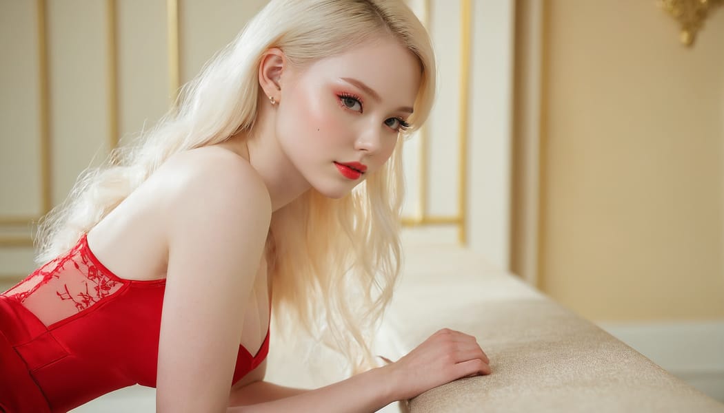 Tags: 21872187, SDXL
{"3": {"inputs": {"seed": 109939490080861, "steps": 64, "cfg": 6.03, "sampler_name": "dpmpp_2m", "scheduler": "karras", "denoise": 1.0, "model": ["27", 0], "positive": ["6", 0], "negative": ["7", 0], "latent_image": ["5", 0]}, "class_type": "KSampler"}, "4": {"inputs": {"ckpt_name": "juggernautxl.safetensors"}, "class_type": "CheckpointLoaderSimple"}, "5": {"inputs": {"width": 1344, "height": 768, "batch_size": 1}, "class_type": "EmptyLatentImage"}, "6": {"inputs": {"text": "20 year old girl, (temptress:1.07), (detailed face:1.14), (seductive pose:1.04), (sexy lips:1.03), (eyelashes:1.13), (double eyelids:1.07), (cute:0.96), (pale skin:1.11), (seductive facial expression:1.00), (blush:1.05), (slim:1.12), (idol:1.12), (beautiful eyes:1.08), (perky ass:1.00), (exposed ass:0.97), (looking back:1.02), (sexy ass:1.00), (thigh gap:1.04), (wearing a low-cut red dress:0.98) at a ballroom, (candid cinema:1.07), (portra:1.00), (RAW:1.05), (textured skin:1.01), (skin fuzz:1.09), (detailed skin:1.06), (soft lighting:1.06), (film:1.06), (natural looking skin:1.08)", "clip": ["27", 1]}, "class_type": "CLIPTextEncode"}, "7": {"inputs": {"text": "(distorted:1.08), (open mouth:1.08), (watermark:1.08), (twisted:1.10), (low resolution:1.05), (worst quality:1.09), (bad hands:1.12)", "clip": ["27", 1]}, "class_type": "CLIPTextEncode"}, "8": {"inputs": {"samples": ["3", 0], "vae": ["4", 2]}, "class_type": "VAEDecode"}, "25": {"inputs": {"lora_name": "nudify_xl.safetensors", "strength_model": 0.1, "strength_clip": 0.1, "model": ["4", 0], "clip": ["4", 1]}, "class_type": "LoraLoader"}, "26": {"inputs": {"lora_name": "shirtlift_SDXL_v2.safetensors", "strength_model": 0.14, "strength_clip": 0.15, "model": ["25", 0], "clip": ["25", 1]}, "class_type": "LoraLoader"}, "27": {"inputs": {"lora_name": "PerfectEyesXL.safetensors", "strength_model": 0.12, "strength_clip": 0.19, "model": ["26", 0], "clip": ["26", 1]}, "class_type": "LoraLoader"}, "30": {"inputs": {"model_name": "4x_NMKD-Superscale-SP_178000_G.pth"}, "class_type": "UpscaleModelLoader"}, "31": {"inputs": {"upscale_model": ["30", 0], "image": ["8", 0]}, "class_type": "ImageUpscaleWithModel"}, "32": {"inputs": {"upscale_method": "lanczos", "scale_by": 0.5, "image": ["31", 0]}, "class_type": "ImageScaleBy"}, "33": {"inputs": {"pixels": ["32", 0], "vae": ["4", 2]}, "class_type": "VAEEncode"}, "34": {"inputs": {"seed": 109939490080861, "steps": 64, "cfg": 6.03, "sampler_name": "dpmpp_2m", "scheduler": "karras", "denoise": 0.3, "model": ["27", 0], "positive": ["6", 0], "negative": ["7", 0], "latent_image": ["33", 0]}, "class_type": "KSampler"}, "36": {"inputs": {"samples": ["34", 0], "vae": ["4", 2]}, "class_type": "VAEDecode"}, "39": {"inputs": {"filename_prefix": "comfyapi-1718953334932", "images": ["36", 0]}, "class_type": "SaveImage"}}