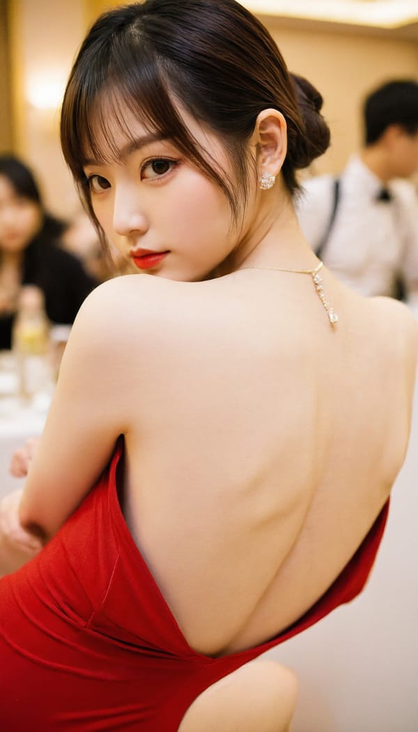 Tags: 21872187, SDXL
{"3": {"inputs": {"seed": 295744221855617, "steps": 64, "cfg": 7.32, "sampler_name": "dpmpp_2m", "scheduler": "karras", "denoise": 1.0, "model": ["27", 0], "positive": ["6", 0], "negative": ["7", 0], "latent_image": ["5", 0]}, "class_type": "KSampler"}, "4": {"inputs": {"ckpt_name": "helloworldxl.safetensors"}, "class_type": "CheckpointLoaderSimple"}, "5": {"inputs": {"width": 768, "height": 1344, "batch_size": 1}, "class_type": "EmptyLatentImage"}, "6": {"inputs": {"text": "27 year old girl, (japanese:1.03), (blush:0.96), (detailed face:1.09), (beautiful eyes:0.99), (cute:1.03), (idol:1.10), (slim:1.00), (temptress:1.13), (seductive pose:0.96), (double eyelids:1.00), (eyelashes:1.00), (pale skin:0.99), (seductive facial expression:1.10), (perky ass:0.96), (exposed ass:0.98), (looking back:0.95), (sexy ass:1.08), (thigh gap:1.05), (wearing a low-cut red dress:1.00) at a ballroom, (natural looking skin:1.04), (RAW:1.00), (soft lighting:1.08), (detailed skin:1.09), (portra:1.04), (film:1.00), (skin fuzz:1.03), (textured skin:1.05), (candid cinema:1.00)", "clip": ["27", 1]}, "class_type": "CLIPTextEncode"}, "7": {"inputs": {"text": "(worst quality:1.06), (low resolution:1.07), (distorted:1.10), (watermark:1.08), (bad hands:1.13), (twisted:1.05), (open mouth:1.08)", "clip": ["27", 1]}, "class_type": "CLIPTextEncode"}, "8": {"inputs": {"samples": ["3", 0], "vae": ["4", 2]}, "class_type": "VAEDecode"}, "25": {"inputs": {"lora_name": "nudify_xl.safetensors", "strength_model": 0.28, "strength_clip": 0.27, "model": ["4", 0], "clip": ["4", 1]}, "class_type": "LoraLoader"}, "26": {"inputs": {"lora_name": "shirtlift_SDXL_v2.safetensors", "strength_model": 0.18, "strength_clip": 0.03, "model": ["25", 0], "clip": ["25", 1]}, "class_type": "LoraLoader"}, "27": {"inputs": {"lora_name": "PerfectEyesXL.safetensors", "strength_model": 0.05, "strength_clip": 0.0, "model": ["26", 0], "clip": ["26", 1]}, "class_type": "LoraLoader"}, "30": {"inputs": {"model_name": "4x_NMKD-Superscale-SP_178000_G.pth"}, "class_type": "UpscaleModelLoader"}, "31": {"inputs": {"upscale_model": ["30", 0], "image": ["8", 0]}, "class_type": "ImageUpscaleWithModel"}, "32": {"inputs": {"upscale_method": "lanczos", "scale_by": 0.5, "image": ["31", 0]}, "class_type": "ImageScaleBy"}, "33": {"inputs": {"pixels": ["32", 0], "vae": ["4", 2]}, "class_type": "VAEEncode"}, "34": {"inputs": {"seed": 295744221855617, "steps": 64, "cfg": 7.32, "sampler_name": "dpmpp_2m", "scheduler": "karras", "denoise": 0.3, "model": ["27", 0], "positive": ["6", 0], "negative": ["7", 0], "latent_image": ["33", 0]}, "class_type": "KSampler"}, "36": {"inputs": {"samples": ["34", 0], "vae": ["4", 2]}, "class_type": "VAEDecode"}, "39": {"inputs": {"filename_prefix": "comfyapi-1734417105070", "images": ["36", 0]}, "class_type": "SaveImage"}}