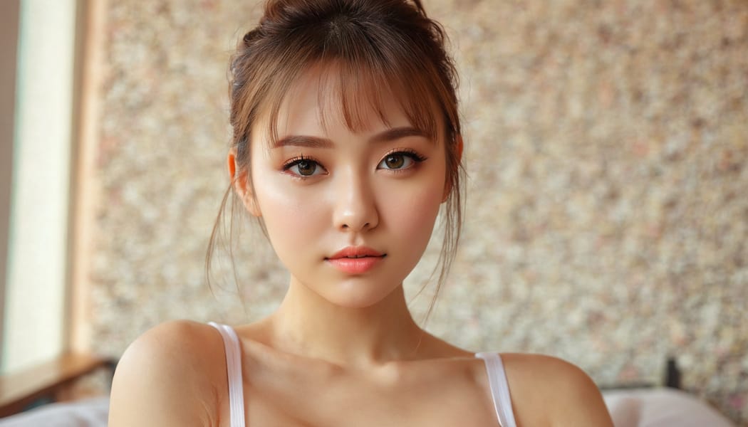 Tags: 21872187, SDXL
{"3": {"inputs": {"seed": 386250533009303, "steps": 32, "cfg": 7.5, "sampler_name": "dpmpp_2m", "scheduler": "karras", "denoise": 1.0, "model": ["27", 0], "positive": ["6", 0], "negative": ["7", 0], "latent_image": ["5", 0]}, "class_type": "KSampler"}, "4": {"inputs": {"ckpt_name": "juggernautxl.safetensors"}, "class_type": "CheckpointLoaderSimple"}, "5": {"inputs": {"width": 1344, "height": 768, "batch_size": 1}, "class_type": "EmptyLatentImage"}, "6": {"inputs": {"text": "27 year old girl, (russian:0.99), (double eyelids:0.97), (temptress:1.06), (seductive facial expression:1.09), (cute:0.99), (blush:1.13), (idol:1.03), (detailed face:1.10), (seductive pose:1.08), (eyelashes:1.04), (sexy lips:1.00), (beautiful eyes:0.96), (in a seductive pose:1.05), (large perky breasts:1.05), (cleavage:1.00), (thigh gap:0.96), (white tanktop:1.02), busy street, (natural looking skin:1.01), (soft lighting:1.04), (RAW:1.03), (portra:1.02), (detailed skin:1.07), (skin fuzz:1.03), (textured skin:1.00), (candid cinema:1.06), (film:1.00)", "clip": ["27", 1]}, "class_type": "CLIPTextEncode"}, "7": {"inputs": {"text": "(distorted:1.06), (watermark:1.10), (bad hands:1.10), (low resolution:1.09), (open mouth:1.13), (worst quality:1.09), (twisted:1.10)", "clip": ["27", 1]}, "class_type": "CLIPTextEncode"}, "8": {"inputs": {"samples": ["3", 0], "vae": ["4", 2]}, "class_type": "VAEDecode"}, "25": {"inputs": {"lora_name": "nudify_xl.safetensors", "strength_model": 0.24, "strength_clip": 0.02, "model": ["4", 0], "clip": ["4", 1]}, "class_type": "LoraLoader"}, "26": {"inputs": {"lora_name": "shirtlift_SDXL_v2.safetensors", "strength_model": 0.08, "strength_clip": 0.06, "model": ["25", 0], "clip": ["25", 1]}, "class_type": "LoraLoader"}, "27": {"inputs": {"lora_name": "PerfectEyesXL.safetensors", "strength_model": 0.02, "strength_clip": 0.17, "model": ["26", 0], "clip": ["26", 1]}, "class_type": "LoraLoader"}, "30": {"inputs": {"model_name": "4x_NMKD-Superscale-SP_178000_G.pth"}, "class_type": "UpscaleModelLoader"}, "31": {"inputs": {"upscale_model": ["30", 0], "image": ["8", 0]}, "class_type": "ImageUpscaleWithModel"}, "32": {"inputs": {"upscale_method": "lanczos", "scale_by": 0.5, "image": ["31", 0]}, "class_type": "ImageScaleBy"}, "33": {"inputs": {"pixels": ["32", 0], "vae": ["4", 2]}, "class_type": "VAEEncode"}, "34": {"inputs": {"seed": 386250533009303, "steps": 32, "cfg": 7.5, "sampler_name": "dpmpp_2m", "scheduler": "karras", "denoise": 0.3, "model": ["27", 0], "positive": ["6", 0], "negative": ["7", 0], "latent_image": ["33", 0]}, "class_type": "KSampler"}, "36": {"inputs": {"samples": ["34", 0], "vae": ["4", 2]}, "class_type": "VAEDecode"}, "39": {"inputs": {"filename_prefix": "comfyapi-1714000426377", "images": ["36", 0]}, "class_type": "SaveImage"}}