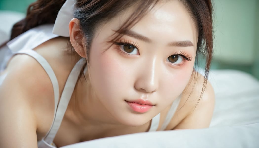 Tags: 21872187, SDXL
{"3": {"inputs": {"seed": 229447457661856, "steps": 64, "cfg": 6.91, "sampler_name": "dpmpp_2m", "scheduler": "karras", "denoise": 1.0, "model": ["27", 0], "positive": ["6", 0], "negative": ["7", 0], "latent_image": ["5", 0]}, "class_type": "KSampler"}, "4": {"inputs": {"ckpt_name": "juggernautxl.safetensors"}, "class_type": "CheckpointLoaderSimple"}, "5": {"inputs": {"width": 1344, "height": 768, "batch_size": 1}, "class_type": "EmptyLatentImage"}, "6": {"inputs": {"text": "18 year old girl, (korean:0.97), (chinese:0.97), (temptress:1.04), (slim:0.99), (blush:1.07), (cute:0.97), (eyelashes:1.11), (seductive facial expression:1.00), (sexy lips:0.95), (detailed face:1.10), (beautiful eyes:1.04), (pale skin:1.01), (idol:1.13), (on all fours:1.07), (spreading ass cheeks:0.96), (from behind:1.09), (backboob:1.13), (nurse in uniform:1.10) working in a hospital ward, (natural looking skin:1.04), (skin fuzz:1.00), (film:1.07), (detailed skin:1.08), (soft lighting:1.09), (portra:1.08), (candid cinema:1.09), (RAW:1.01), (textured skin:1.00)", "clip": ["27", 1]}, "class_type": "CLIPTextEncode"}, "7": {"inputs": {"text": "(watermark:1.10), (open mouth:1.06), (worst quality:1.07), (distorted:1.06), (low resolution:1.09), (twisted:1.05)", "clip": ["27", 1]}, "class_type": "CLIPTextEncode"}, "8": {"inputs": {"samples": ["3", 0], "vae": ["4", 2]}, "class_type": "VAEDecode"}, "25": {"inputs": {"lora_name": "nudify_xl.safetensors", "strength_model": 0.21, "strength_clip": 0.27, "model": ["4", 0], "clip": ["4", 1]}, "class_type": "LoraLoader"}, "26": {"inputs": {"lora_name": "shirtlift_SDXL_v2.safetensors", "strength_model": 0.01, "strength_clip": 0.12, "model": ["25", 0], "clip": ["25", 1]}, "class_type": "LoraLoader"}, "27": {"inputs": {"lora_name": "PerfectEyesXL.safetensors", "strength_model": 0.1, "strength_clip": 0.11, "model": ["26", 0], "clip": ["26", 1]}, "class_type": "LoraLoader"}, "30": {"inputs": {"model_name": "4x_NMKD-Superscale-SP_178000_G.pth"}, "class_type": "UpscaleModelLoader"}, "31": {"inputs": {"upscale_model": ["30", 0], "image": ["8", 0]}, "class_type": "ImageUpscaleWithModel"}, "32": {"inputs": {"upscale_method": "lanczos", "scale_by": 0.5, "image": ["31", 0]}, "class_type": "ImageScaleBy"}, "33": {"inputs": {"pixels": ["32", 0], "vae": ["4", 2]}, "class_type": "VAEEncode"}, "34": {"inputs": {"seed": 229447457661856, "steps": 64, "cfg": 6.91, "sampler_name": "dpmpp_2m", "scheduler": "karras", "denoise": 0.3, "model": ["27", 0], "positive": ["6", 0], "negative": ["7", 0], "latent_image": ["33", 0]}, "class_type": "KSampler"}, "36": {"inputs": {"samples": ["34", 0], "vae": ["4", 2]}, "class_type": "VAEDecode"}, "39": {"inputs": {"filename_prefix": "comfyapi-1714752265519", "images": ["36", 0]}, "class_type": "SaveImage"}}