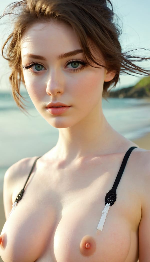 Tags: 21872187, SDXL
{"3": {"inputs": {"seed": 321903806076827, "steps": 64, "cfg": 7.93, "sampler_name": "dpmpp_2m", "scheduler": "karras", "denoise": 1.0, "model": ["27", 0], "positive": ["6", 0], "negative": ["7", 0], "latent_image": ["5", 0]}, "class_type": "KSampler"}, "4": {"inputs": {"ckpt_name": "juggernautxl.safetensors"}, "class_type": "CheckpointLoaderSimple"}, "5": {"inputs": {"width": 768, "height": 1344, "batch_size": 1}, "class_type": "EmptyLatentImage"}, "6": {"inputs": {"text": "20 year old girl, (irish:1.01), (blush:1.08), (slim:0.98), (eyelashes:1.06), (pale skin:1.02), (seductive facial expression:1.11), (beautiful eyes:1.06), (sexy lips:1.00), (idol:1.00), (seductive pose:1.08), (temptress:0.97), (double eyelids:1.08), (cute:1.11), (detailed face:1.07), (in a seductive pose:1.09), (large perky breasts:1.00), (cleavage:1.03), (thigh gap:0.99), wearing (bikini:0.99) at a beach, (skin fuzz:1.02), (film:1.07), (textured skin:1.07), (portra:1.03), (RAW:1.02), (natural looking skin:1.04), (soft lighting:1.04), (detailed skin:1.06)", "clip": ["27", 1]}, "class_type": "CLIPTextEncode"}, "7": {"inputs": {"text": "(bad hands:1.10), (watermark:1.11), (open mouth:1.10), (distorted:1.06), (worst quality:1.13), (low resolution:1.07)", "clip": ["27", 1]}, "class_type": "CLIPTextEncode"}, "8": {"inputs": {"samples": ["3", 0], "vae": ["4", 2]}, "class_type": "VAEDecode"}, "25": {"inputs": {"lora_name": "nudify_xl.safetensors", "strength_model": 0.14, "strength_clip": 0.08, "model": ["4", 0], "clip": ["4", 1]}, "class_type": "LoraLoader"}, "26": {"inputs": {"lora_name": "shirtlift_SDXL_v2.safetensors", "strength_model": 0.0, "strength_clip": 0.1, "model": ["25", 0], "clip": ["25", 1]}, "class_type": "LoraLoader"}, "27": {"inputs": {"lora_name": "PerfectEyesXL.safetensors", "strength_model": 0.11, "strength_clip": 0.01, "model": ["26", 0], "clip": ["26", 1]}, "class_type": "LoraLoader"}, "30": {"inputs": {"model_name": "4x_NMKD-Superscale-SP_178000_G.pth"}, "class_type": "UpscaleModelLoader"}, "31": {"inputs": {"upscale_model": ["30", 0], "image": ["8", 0]}, "class_type": "ImageUpscaleWithModel"}, "32": {"inputs": {"upscale_method": "lanczos", "scale_by": 0.5, "image": ["31", 0]}, "class_type": "ImageScaleBy"}, "33": {"inputs": {"pixels": ["32", 0], "vae": ["4", 2]}, "class_type": "VAEEncode"}, "34": {"inputs": {"seed": 321903806076827, "steps": 64, "cfg": 7.93, "sampler_name": "dpmpp_2m", "scheduler": "karras", "denoise": 0.3, "model": ["27", 0], "positive": ["6", 0], "negative": ["7", 0], "latent_image": ["33", 0]}, "class_type": "KSampler"}, "36": {"inputs": {"samples": ["34", 0], "vae": ["4", 2]}, "class_type": "VAEDecode"}, "39": {"inputs": {"filename_prefix": "comfyapi-1731463671280", "images": ["36", 0]}, "class_type": "SaveImage"}}