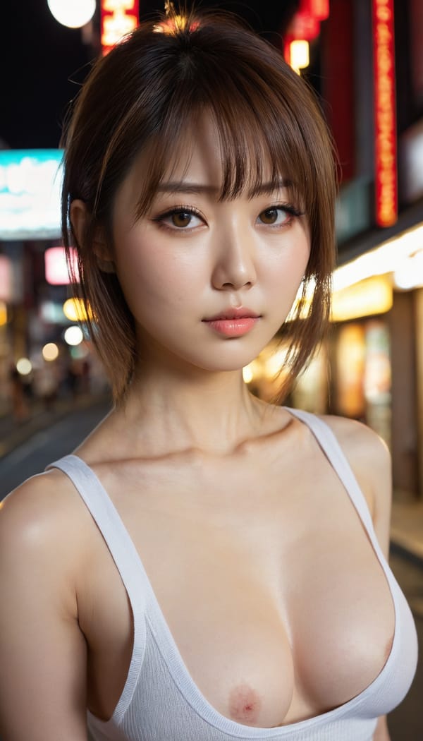 Tags: 21872187, SDXL
{"3": {"inputs": {"seed": 217643431162996, "steps": 32, "cfg": 7.65, "sampler_name": "dpmpp_2m", "scheduler": "karras", "denoise": 1.0, "model": ["27", 0], "positive": ["6", 0], "negative": ["7", 0], "latent_image": ["5", 0]}, "class_type": "KSampler"}, "4": {"inputs": {"ckpt_name": "juggernautxl.safetensors"}, "class_type": "CheckpointLoaderSimple"}, "5": {"inputs": {"width": 768, "height": 1344, "batch_size": 1}, "class_type": "EmptyLatentImage"}, "6": {"inputs": {"text": "27 year old girl, (japanese:1.06), (russian:1.05), (seductive facial expression:1.12), (detailed face:1.14), (idol:1.14), (sexy lips:1.03), (slim:1.02), (cute:0.95), (seductive pose:1.02), (beautiful eyes:1.04), (pale skin:0.96), (temptress:1.13), (double eyelids:0.99), (in a seductive pose:1.13), (large perky breasts:1.01), (cleavage:1.10), (thigh gap:0.99), (white tanktop:1.09), busy street, (candid cinema:1.03), (textured skin:1.05), (soft lighting:1.08), (skin fuzz:1.00), (film:1.09), (RAW:1.01), (portra:1.02), (natural looking skin:1.05), (detailed skin:1.03)", "clip": ["27", 1]}, "class_type": "CLIPTextEncode"}, "7": {"inputs": {"text": "(worst quality:1.12), (distorted:1.12), (watermark:1.13), (open mouth:1.12), (bad hands:1.12), (twisted:1.09), (low resolution:1.09)", "clip": ["27", 1]}, "class_type": "CLIPTextEncode"}, "8": {"inputs": {"samples": ["3", 0], "vae": ["4", 2]}, "class_type": "VAEDecode"}, "25": {"inputs": {"lora_name": "nudify_xl.safetensors", "strength_model": 0.26, "strength_clip": 0.18, "model": ["4", 0], "clip": ["4", 1]}, "class_type": "LoraLoader"}, "26": {"inputs": {"lora_name": "shirtlift_SDXL_v2.safetensors", "strength_model": 0.14, "strength_clip": 0.17, "model": ["25", 0], "clip": ["25", 1]}, "class_type": "LoraLoader"}, "27": {"inputs": {"lora_name": "PerfectEyesXL.safetensors", "strength_model": 0.15, "strength_clip": 0.07, "model": ["26", 0], "clip": ["26", 1]}, "class_type": "LoraLoader"}, "30": {"inputs": {"model_name": "4x_NMKD-Superscale-SP_178000_G.pth"}, "class_type": "UpscaleModelLoader"}, "31": {"inputs": {"upscale_model": ["30", 0], "image": ["8", 0]}, "class_type": "ImageUpscaleWithModel"}, "32": {"inputs": {"upscale_method": "lanczos", "scale_by": 0.5, "image": ["31", 0]}, "class_type": "ImageScaleBy"}, "33": {"inputs": {"pixels": ["32", 0], "vae": ["4", 2]}, "class_type": "VAEEncode"}, "34": {"inputs": {"seed": 217643431162996, "steps": 32, "cfg": 7.65, "sampler_name": "dpmpp_2m", "scheduler": "karras", "denoise": 0.3, "model": ["27", 0], "positive": ["6", 0], "negative": ["7", 0], "latent_image": ["33", 0]}, "class_type": "KSampler"}, "36": {"inputs": {"samples": ["34", 0], "vae": ["4", 2]}, "class_type": "VAEDecode"}, "39": {"inputs": {"filename_prefix": "comfyapi-1731057579959", "images": ["36", 0]}, "class_type": "SaveImage"}}