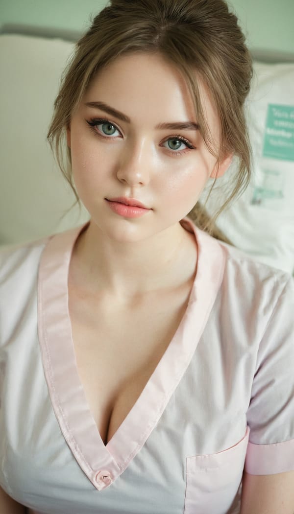 Tags: 21872187, SDXL
{"3": {"inputs": {"seed": 794771025577024, "steps": 32, "cfg": 5.09, "sampler_name": "dpmpp_2m", "scheduler": "karras", "denoise": 1.0, "model": ["27", 0], "positive": ["6", 0], "negative": ["7", 0], "latent_image": ["5", 0]}, "class_type": "KSampler"}, "4": {"inputs": {"ckpt_name": "juggernautxl.safetensors"}, "class_type": "CheckpointLoaderSimple"}, "5": {"inputs": {"width": 768, "height": 1344, "batch_size": 1}, "class_type": "EmptyLatentImage"}, "6": {"inputs": {"text": "19 year old girl, (irish:1.05), (blush:0.95), (seductive facial expression:1.11), (seductive pose:1.04), (temptress:1.13), (double eyelids:1.03), (detailed face:1.12), (idol:1.03), (slim:1.00), (cute:1.06), (pale skin:1.11), (sexy lips:1.03), (eyelashes:0.96), (beautiful eyes:1.14), (in a seductive pose:1.09), (large perky breasts:1.06), (cleavage:1.07), (thigh gap:1.09), (nurse in uniform:1.11) working in a hospital ward, (soft lighting:1.04), (natural looking skin:1.00), (RAW:1.01), (portra:1.08), (candid cinema:1.01), (textured skin:1.01), (skin fuzz:1.01), (film:1.00), (detailed skin:1.06)", "clip": ["27", 1]}, "class_type": "CLIPTextEncode"}, "7": {"inputs": {"text": "(worst quality:1.07), (open mouth:1.08), (distorted:1.06), (bad hands:1.09), (low resolution:1.13), (twisted:1.06), (watermark:1.06)", "clip": ["27", 1]}, "class_type": "CLIPTextEncode"}, "8": {"inputs": {"samples": ["3", 0], "vae": ["4", 2]}, "class_type": "VAEDecode"}, "25": {"inputs": {"lora_name": "nudify_xl.safetensors", "strength_model": 0.33, "strength_clip": 0.12, "model": ["4", 0], "clip": ["4", 1]}, "class_type": "LoraLoader"}, "26": {"inputs": {"lora_name": "shirtlift_SDXL_v2.safetensors", "strength_model": 0.01, "strength_clip": 0.07, "model": ["25", 0], "clip": ["25", 1]}, "class_type": "LoraLoader"}, "27": {"inputs": {"lora_name": "PerfectEyesXL.safetensors", "strength_model": 0.13, "strength_clip": 0.17, "model": ["26", 0], "clip": ["26", 1]}, "class_type": "LoraLoader"}, "30": {"inputs": {"model_name": "4x_NMKD-Superscale-SP_178000_G.pth"}, "class_type": "UpscaleModelLoader"}, "31": {"inputs": {"upscale_model": ["30", 0], "image": ["8", 0]}, "class_type": "ImageUpscaleWithModel"}, "32": {"inputs": {"upscale_method": "lanczos", "scale_by": 0.5, "image": ["31", 0]}, "class_type": "ImageScaleBy"}, "33": {"inputs": {"pixels": ["32", 0], "vae": ["4", 2]}, "class_type": "VAEEncode"}, "34": {"inputs": {"seed": 794771025577024, "steps": 32, "cfg": 5.09, "sampler_name": "dpmpp_2m", "scheduler": "karras", "denoise": 0.3, "model": ["27", 0], "positive": ["6", 0], "negative": ["7", 0], "latent_image": ["33", 0]}, "class_type": "KSampler"}, "36": {"inputs": {"samples": ["34", 0], "vae": ["4", 2]}, "class_type": "VAEDecode"}, "39": {"inputs": {"filename_prefix": "comfyapi-1712131949913", "images": ["36", 0]}, "class_type": "SaveImage"}}