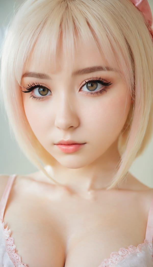 Tags: 21872187, SDXL
{"3": {"inputs": {"seed": 468379149547746, "steps": 32, "cfg": 5.34, "sampler_name": "dpmpp_2m", "scheduler": "karras", "denoise": 1.0, "model": ["27", 0], "positive": ["6", 0], "negative": ["7", 0], "latent_image": ["5", 0]}, "class_type": "KSampler"}, "4": {"inputs": {"ckpt_name": "juggernautxl.safetensors"}, "class_type": "CheckpointLoaderSimple"}, "5": {"inputs": {"width": 768, "height": 1344, "batch_size": 1}, "class_type": "EmptyLatentImage"}, "6": {"inputs": {"text": "22 year old girl, (russian:0.99), (ukrainian:1.10), (double eyelids:1.08), (beautiful eyes:1.01), (slim:1.11), (detailed face:1.08), (cute:0.97), (eyelashes:1.07), (idol:1.11), (temptress:1.06), (blush:1.12), (seductive facial expression:0.99), (pale skin:1.13), (seductive pose:1.00), (in a seductive pose:0.99), (large perky breasts:1.04), (cleavage:1.04), (thigh gap:0.96), (in a cosplay:1.02) at comiket posing for camera, (candid cinema:1.01), (RAW:1.02), (textured skin:1.08), (skin fuzz:1.05), (natural looking skin:1.01), (soft lighting:1.01), (detailed skin:1.05), (film:1.05), (portra:1.07)", "clip": ["27", 1]}, "class_type": "CLIPTextEncode"}, "7": {"inputs": {"text": "(watermark:1.06), (bad hands:1.07), (distorted:1.07), (low resolution:1.06), (twisted:1.11), (worst quality:1.10), (open mouth:1.14)", "clip": ["27", 1]}, "class_type": "CLIPTextEncode"}, "8": {"inputs": {"samples": ["3", 0], "vae": ["4", 2]}, "class_type": "VAEDecode"}, "25": {"inputs": {"lora_name": "nudify_xl.safetensors", "strength_model": 0.3, "strength_clip": 0.22, "model": ["4", 0], "clip": ["4", 1]}, "class_type": "LoraLoader"}, "26": {"inputs": {"lora_name": "shirtlift_SDXL_v2.safetensors", "strength_model": 0.18, "strength_clip": 0.04, "model": ["25", 0], "clip": ["25", 1]}, "class_type": "LoraLoader"}, "27": {"inputs": {"lora_name": "PerfectEyesXL.safetensors", "strength_model": 0.09, "strength_clip": 0.07, "model": ["26", 0], "clip": ["26", 1]}, "class_type": "LoraLoader"}, "30": {"inputs": {"model_name": "4x_NMKD-Superscale-SP_178000_G.pth"}, "class_type": "UpscaleModelLoader"}, "31": {"inputs": {"upscale_model": ["30", 0], "image": ["8", 0]}, "class_type": "ImageUpscaleWithModel"}, "32": {"inputs": {"upscale_method": "lanczos", "scale_by": 0.5, "image": ["31", 0]}, "class_type": "ImageScaleBy"}, "33": {"inputs": {"pixels": ["32", 0], "vae": ["4", 2]}, "class_type": "VAEEncode"}, "34": {"inputs": {"seed": 468379149547746, "steps": 32, "cfg": 5.34, "sampler_name": "dpmpp_2m", "scheduler": "karras", "denoise": 0.3, "model": ["27", 0], "positive": ["6", 0], "negative": ["7", 0], "latent_image": ["33", 0]}, "class_type": "KSampler"}, "36": {"inputs": {"samples": ["34", 0], "vae": ["4", 2]}, "class_type": "VAEDecode"}, "39": {"inputs": {"filename_prefix": "comfyapi-1731306432508", "images": ["36", 0]}, "class_type": "SaveImage"}}