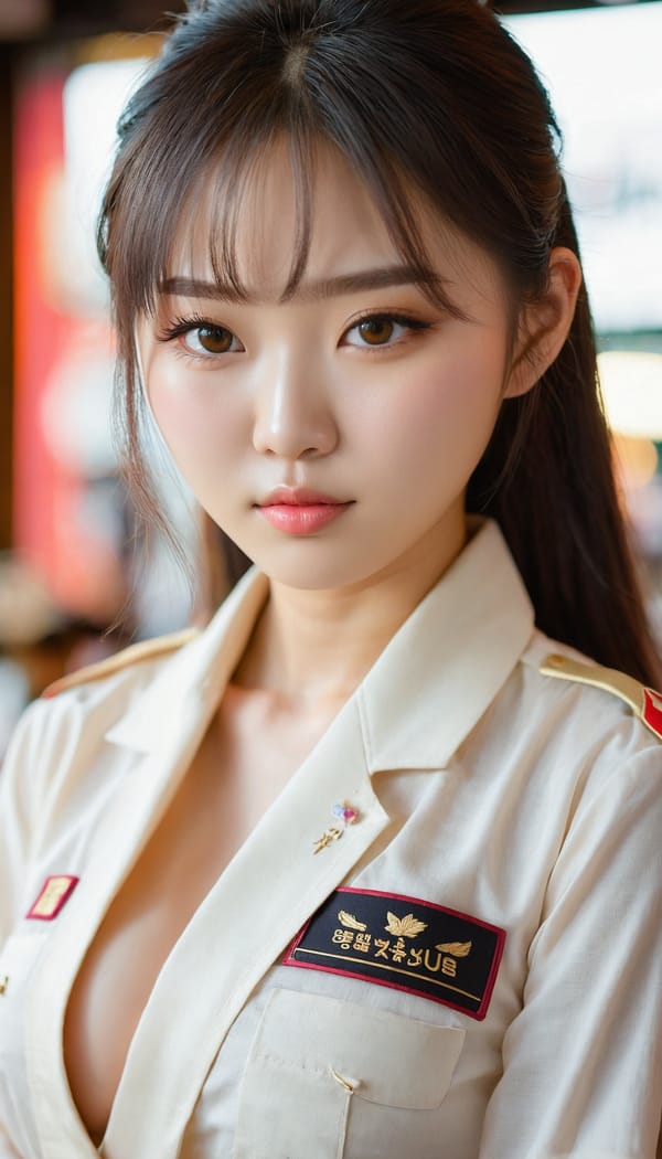 Tags: 21872187, SDXL
{"3": {"inputs": {"seed": 818183102177593, "steps": 32, "cfg": 7.74, "sampler_name": "dpmpp_2m", "scheduler": "karras", "denoise": 1.0, "model": ["27", 0], "positive": ["6", 0], "negative": ["7", 0], "latent_image": ["5", 0]}, "class_type": "KSampler"}, "4": {"inputs": {"ckpt_name": "juggernautxl.safetensors"}, "class_type": "CheckpointLoaderSimple"}, "5": {"inputs": {"width": 768, "height": 1344, "batch_size": 1}, "class_type": "EmptyLatentImage"}, "6": {"inputs": {"text": "19 year old girl, (korean:1.11), (detailed face:1.08), (seductive facial expression:1.03), (seductive pose:1.12), (beautiful eyes:1.13), (cute:1.07), (idol:1.02), (blush:1.07), (pale skin:1.04), (slim:1.02), (temptress:0.98), (sexy lips:1.06), (double eyelids:0.99), (eyelashes:1.01), (on all fours:1.05), (spreading ass cheeks:1.07), (from behind:1.07), (backboob:1.07), (a waitress in uniform:0.99) working at a restaurant, (candid cinema:1.08), (RAW:1.08), (skin fuzz:1.02), (soft lighting:1.06), (film:1.09), (natural looking skin:1.07), (detailed skin:1.07), (textured skin:1.00), (portra:1.04)", "clip": ["27", 1]}, "class_type": "CLIPTextEncode"}, "7": {"inputs": {"text": "(twisted:1.13), (distorted:1.12), (worst quality:1.11), (bad hands:1.11), (low resolution:1.14), (open mouth:1.10), (watermark:1.07)", "clip": ["27", 1]}, "class_type": "CLIPTextEncode"}, "8": {"inputs": {"samples": ["3", 0], "vae": ["4", 2]}, "class_type": "VAEDecode"}, "25": {"inputs": {"lora_name": "nudify_xl.safetensors", "strength_model": 0.16, "strength_clip": 0.21, "model": ["4", 0], "clip": ["4", 1]}, "class_type": "LoraLoader"}, "26": {"inputs": {"lora_name": "shirtlift_SDXL_v2.safetensors", "strength_model": 0.03, "strength_clip": 0.02, "model": ["25", 0], "clip": ["25", 1]}, "class_type": "LoraLoader"}, "27": {"inputs": {"lora_name": "PerfectEyesXL.safetensors", "strength_model": 0.09, "strength_clip": 0.18, "model": ["26", 0], "clip": ["26", 1]}, "class_type": "LoraLoader"}, "30": {"inputs": {"model_name": "4x_NMKD-Superscale-SP_178000_G.pth"}, "class_type": "UpscaleModelLoader"}, "31": {"inputs": {"upscale_model": ["30", 0], "image": ["8", 0]}, "class_type": "ImageUpscaleWithModel"}, "32": {"inputs": {"upscale_method": "lanczos", "scale_by": 0.5, "image": ["31", 0]}, "class_type": "ImageScaleBy"}, "33": {"inputs": {"pixels": ["32", 0], "vae": ["4", 2]}, "class_type": "VAEEncode"}, "34": {"inputs": {"seed": 818183102177593, "steps": 32, "cfg": 7.74, "sampler_name": "dpmpp_2m", "scheduler": "karras", "denoise": 0.3, "model": ["27", 0], "positive": ["6", 0], "negative": ["7", 0], "latent_image": ["33", 0]}, "class_type": "KSampler"}, "36": {"inputs": {"samples": ["34", 0], "vae": ["4", 2]}, "class_type": "VAEDecode"}, "39": {"inputs": {"filename_prefix": "comfyapi-1723968638948", "images": ["36", 0]}, "class_type": "SaveImage"}}