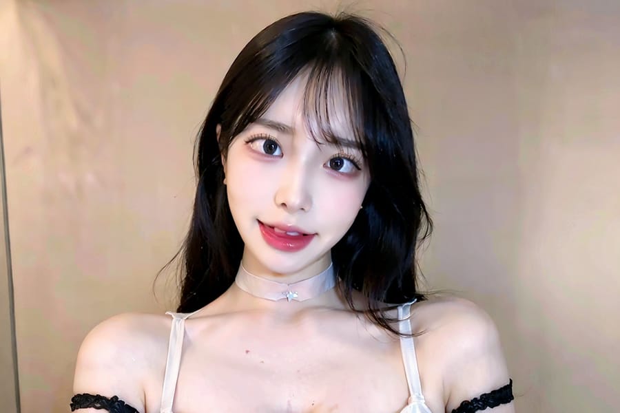 Tags: 21872187
<lora:mix4:0.61>, <lora:JapaneseDollLikeness_v15:0.69>, <lora:koreanDollLikeness:0.77>, lingerie, bedroom, (on the bed:0.96), choker, <lora:ahegao-x-v4:0.68>, ahegao face, pleasure, extremely detailed eyes, extremely detailed face, cute, (photorealistic:1.01), sexy lips, seductive smile, double eyelids, eyelashes, pale skin, full body portrait, textured skin, 4K, RAW, sharp, (thigh gap:1.18), solo, (stunningly attractive:1.06)
Negative prompt: drawings, sketches, anime, black and white, fat, (worst quality:2.00)
Steps: 32, Sampler: DPM++ 2M Karras, CFG scale: 7.33, Seed: 3538269946, Size: 768x512, Model hash: fc2511737a, Model: chilloutmix_NiPrunedFp32Fix, Seed resize from: -1x-1, Denoising strength: 0.4, Version: v1.2.1, Hires upscale: 2.0, Hires steps: 16, Hires upscaler: ESRGAN_4x