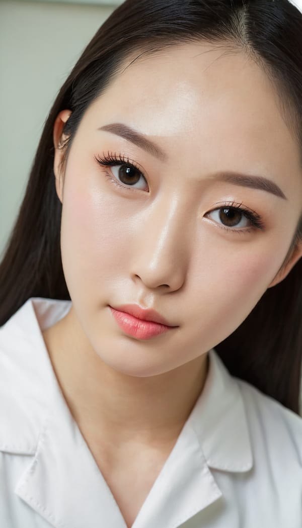 Tags: 21872187, SDXL
{"3": {"inputs": {"seed": 490703665235900, "steps": 32, "cfg": 6.55, "sampler_name": "dpmpp_2m", "scheduler": "karras", "denoise": 1.0, "model": ["27", 0], "positive": ["6", 0], "negative": ["7", 0], "latent_image": ["5", 0]}, "class_type": "KSampler"}, "4": {"inputs": {"ckpt_name": "juggernautXL_v8Rundiffusion.safetensors"}, "class_type": "CheckpointLoaderSimple"}, "5": {"inputs": {"width": 768, "height": 1344, "batch_size": 1}, "class_type": "EmptyLatentImage"}, "6": {"inputs": {"text": "27 year old girl, (chinese:1.02), (seductive facial expression:0.95), (cute:1.01), (pale skin:0.96), (double eyelids:0.99), (sexy lips:1.01), (temptress:1.14), (eyelashes:1.11), (beautiful eyes:1.09), (blush:1.06), (slim:1.14), (idol:1.10), (detailed face:1.06), (seductive pose:0.97), (perky ass:1.14), (exposed ass:0.95), (looking back:1.14), (sexy ass:0.95), (thigh gap:1.12), (nurse in uniform:1.10) working in a hospital ward, (candid cinema:1.04), (skin fuzz:1.00), (detailed skin:1.06), (natural looking skin:1.08), (soft lighting:1.03), (portra:1.00), (textured skin:1.05), (RAW:1.02), (film:1.08)", "clip": ["27", 1]}, "class_type": "CLIPTextEncode"}, "7": {"inputs": {"text": "(distorted:1.13), (watermark:1.07), (low resolution:1.14), (worst quality:1.10), (bad hands:1.06), (twisted:1.12), (open mouth:1.06)", "clip": ["27", 1]}, "class_type": "CLIPTextEncode"}, "8": {"inputs": {"samples": ["3", 0], "vae": ["4", 2]}, "class_type": "VAEDecode"}, "25": {"inputs": {"lora_name": "nudify_xl.safetensors", "strength_model": 0.0, "strength_clip": 0.11, "model": ["4", 0], "clip": ["4", 1]}, "class_type": "LoraLoader"}, "26": {"inputs": {"lora_name": "shirtlift_SDXL_v2.safetensors", "strength_model": 0.0, "strength_clip": 0.05, "model": ["25", 0], "clip": ["25", 1]}, "class_type": "LoraLoader"}, "27": {"inputs": {"lora_name": "PerfectEyesXL.safetensors", "strength_model": 0.01, "strength_clip": 0.19, "model": ["26", 0], "clip": ["26", 1]}, "class_type": "LoraLoader"}, "30": {"inputs": {"model_name": "4x_NMKD-Superscale-SP_178000_G.pth"}, "class_type": "UpscaleModelLoader"}, "31": {"inputs": {"upscale_model": ["30", 0], "image": ["8", 0]}, "class_type": "ImageUpscaleWithModel"}, "32": {"inputs": {"upscale_method": "lanczos", "scale_by": 0.5, "image": ["31", 0]}, "class_type": "ImageScaleBy"}, "33": {"inputs": {"pixels": ["32", 0], "vae": ["4", 2]}, "class_type": "VAEEncode"}, "34": {"inputs": {"seed": 490703665235900, "steps": 32, "cfg": 6.55, "sampler_name": "dpmpp_2m", "scheduler": "karras", "denoise": 0.3, "model": ["27", 0], "positive": ["6", 0], "negative": ["7", 0], "latent_image": ["33", 0]}, "class_type": "KSampler"}, "36": {"inputs": {"samples": ["34", 0], "vae": ["4", 2]}, "class_type": "VAEDecode"}, "39": {"inputs": {"filename_prefix": "comfyapi-1707408843354", "images": ["36", 0]}, "class_type": "SaveImage"}}