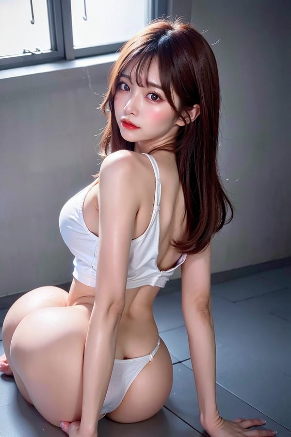 Tags: 21872187
<lora:JapaneseDollLikeness_v15:0.61>, <lora:taiwanDollLikeness_v20:0.49>, <lora:YaeMiko_Test:0.50>, (nurse outfit:1.01), hospital ward, (on all fours:1.06), spreading ass cheeks, (from behind:1.17), <lora:fixStandingDoggyStyle:0.23>, backboob, <lora:Addams:0.22>, extremely detailed eyes, extremely detailed face, cute, (photorealistic:1.01), sexy lips, seductive smile, double eyelids, eyelashes, perky breasts, full body portrait, textured skin, 4K, RAW, best quality, sharp, hyper realistic, (long slim legs:1.14), solo
Negative prompt: drawings, anime, (worst quality:2.17)
Steps: 32, Sampler: DPM++ 2M Karras, CFG scale: 5.48, Seed: 2525466732, Size: 512x768, Model hash: fc2511737a, Model: chilloutmix_NiPrunedFp32Fix, Seed resize from: -1x-1, Denoising strength: 0.5, Version: v1.2.1, Hires upscale: 2.0, Hires steps: 64, Hires upscaler: ESRGAN_4x