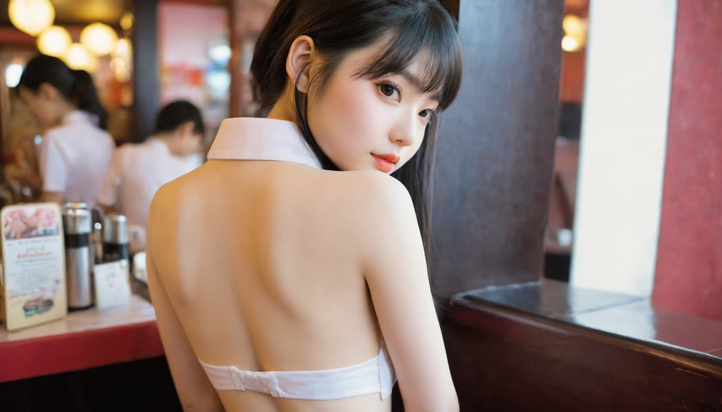 Tags: 21872187, SDXL
{"3": {"inputs": {"seed": 708821702591860, "steps": 32, "cfg": 5.8, "sampler_name": "dpmpp_2m", "scheduler": "karras", "denoise": 1.0, "model": ["27", 0], "positive": ["6", 0], "negative": ["7", 0], "latent_image": ["5", 0]}, "class_type": "KSampler"}, "4": {"inputs": {"ckpt_name": "helloworldxl.safetensors"}, "class_type": "CheckpointLoaderSimple"}, "5": {"inputs": {"width": 1344, "height": 768, "batch_size": 1}, "class_type": "EmptyLatentImage"}, "6": {"inputs": {"text": "25 year old girl, (ukrainian:1.11), (taiwanese:1.12), (temptress:1.01), (idol:0.97), (pale skin:0.97), (cute:1.09), (detailed face:0.95), (beautiful eyes:1.08), (double eyelids:1.05), (slim:0.98), (seductive facial expression:1.08), (sexy lips:1.01), (seductive pose:0.95), (eyelashes:0.97), (blush:0.95), (on all fours:0.97), (spreading ass cheeks:0.95), (from behind:1.00), (backboob:1.06), (a waitress in uniform:0.97) working at a restaurant, (soft lighting:1.04), (textured skin:1.05), (natural looking skin:1.06), (candid cinema:1.06), (detailed skin:1.09), (portra:1.00), (film:1.08), (RAW:1.06), (skin fuzz:1.09)", "clip": ["27", 1]}, "class_type": "CLIPTextEncode"}, "7": {"inputs": {"text": "(open mouth:1.08), (low resolution:1.11), (twisted:1.11), (watermark:1.11), (bad hands:1.08), (worst quality:1.05)", "clip": ["27", 1]}, "class_type": "CLIPTextEncode"}, "8": {"inputs": {"samples": ["3", 0], "vae": ["4", 2]}, "class_type": "VAEDecode"}, "25": {"inputs": {"lora_name": "nudify_xl.safetensors", "strength_model": 0.04, "strength_clip": 0.19, "model": ["4", 0], "clip": ["4", 1]}, "class_type": "LoraLoader"}, "26": {"inputs": {"lora_name": "shirtlift_SDXL_v2.safetensors", "strength_model": 0.07, "strength_clip": 0.14, "model": ["25", 0], "clip": ["25", 1]}, "class_type": "LoraLoader"}, "27": {"inputs": {"lora_name": "PerfectEyesXL.safetensors", "strength_model": 0.16, "strength_clip": 0.05, "model": ["26", 0], "clip": ["26", 1]}, "class_type": "LoraLoader"}, "30": {"inputs": {"model_name": "4x_NMKD-Superscale-SP_178000_G.pth"}, "class_type": "UpscaleModelLoader"}, "31": {"inputs": {"upscale_model": ["30", 0], "image": ["8", 0]}, "class_type": "ImageUpscaleWithModel"}, "32": {"inputs": {"upscale_method": "lanczos", "scale_by": 0.5, "image": ["31", 0]}, "class_type": "ImageScaleBy"}, "33": {"inputs": {"pixels": ["32", 0], "vae": ["4", 2]}, "class_type": "VAEEncode"}, "34": {"inputs": {"seed": 708821702591860, "steps": 32, "cfg": 5.8, "sampler_name": "dpmpp_2m", "scheduler": "karras", "denoise": 0.3, "model": ["27", 0], "positive": ["6", 0], "negative": ["7", 0], "latent_image": ["33", 0]}, "class_type": "KSampler"}, "36": {"inputs": {"samples": ["34", 0], "vae": ["4", 2]}, "class_type": "VAEDecode"}, "39": {"inputs": {"filename_prefix": "comfyapi-1713484558100", "images": ["36", 0]}, "class_type": "SaveImage"}}