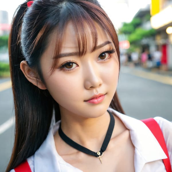 Tags: 21872187, SDXL
{"3": {"inputs": {"seed": 692007298295164, "steps": 32, "cfg": 7.67, "sampler_name": "dpmpp_2m", "scheduler": "karras", "denoise": 1.0, "model": ["27", 0], "positive": ["6", 0], "negative": ["7", 0], "latent_image": ["5", 0]}, "class_type": "KSampler"}, "4": {"inputs": {"ckpt_name": "juggernautxl.safetensors"}, "class_type": "CheckpointLoaderSimple"}, "5": {"inputs": {"width": 1024, "height": 1024, "batch_size": 1}, "class_type": "EmptyLatentImage"}, "6": {"inputs": {"text": "28 year old girl, (taiwanese:1.02), (idol:1.11), (seductive pose:1.08), (blush:1.12), (beautiful eyes:1.12), (temptress:1.13), (eyelashes:1.13), (slim:1.13), (seductive facial expression:1.14), (cute:1.02), (detailed face:1.12), (double eyelids:1.09), (sexy lips:1.01), (in a seductive pose:1.12), (large perky breasts:1.06), (cleavage:1.10), (thigh gap:1.01), (school uniform:1.09), choker, busy street, (film:1.06), (soft lighting:1.04), (portra:1.00), (detailed skin:1.06), (natural looking skin:1.08), (candid cinema:1.06), (textured skin:1.07), (skin fuzz:1.05), (RAW:1.07)", "clip": ["27", 1]}, "class_type": "CLIPTextEncode"}, "7": {"inputs": {"text": "(low resolution:1.11), (distorted:1.12), (twisted:1.07), (bad hands:1.14), (open mouth:1.08), (watermark:1.14), (worst quality:1.14)", "clip": ["27", 1]}, "class_type": "CLIPTextEncode"}, "8": {"inputs": {"samples": ["3", 0], "vae": ["4", 2]}, "class_type": "VAEDecode"}, "25": {"inputs": {"lora_name": "nudify_xl.safetensors", "strength_model": 0.15, "strength_clip": 0.38, "model": ["4", 0], "clip": ["4", 1]}, "class_type": "LoraLoader"}, "26": {"inputs": {"lora_name": "shirtlift_SDXL_v2.safetensors", "strength_model": 0.15, "strength_clip": 0.02, "model": ["25", 0], "clip": ["25", 1]}, "class_type": "LoraLoader"}, "27": {"inputs": {"lora_name": "PerfectEyesXL.safetensors", "strength_model": 0.11, "strength_clip": 0.08, "model": ["26", 0], "clip": ["26", 1]}, "class_type": "LoraLoader"}, "30": {"inputs": {"model_name": "4x_NMKD-Superscale-SP_178000_G.pth"}, "class_type": "UpscaleModelLoader"}, "31": {"inputs": {"upscale_model": ["30", 0], "image": ["8", 0]}, "class_type": "ImageUpscaleWithModel"}, "32": {"inputs": {"upscale_method": "lanczos", "scale_by": 0.5, "image": ["31", 0]}, "class_type": "ImageScaleBy"}, "33": {"inputs": {"pixels": ["32", 0], "vae": ["4", 2]}, "class_type": "VAEEncode"}, "34": {"inputs": {"seed": 692007298295164, "steps": 32, "cfg": 7.67, "sampler_name": "dpmpp_2m", "scheduler": "karras", "denoise": 0.3, "model": ["27", 0], "positive": ["6", 0], "negative": ["7", 0], "latent_image": ["33", 0]}, "class_type": "KSampler"}, "36": {"inputs": {"samples": ["34", 0], "vae": ["4", 2]}, "class_type": "VAEDecode"}, "39": {"inputs": {"filename_prefix": "comfyapi-1713712492005", "images": ["36", 0]}, "class_type": "SaveImage"}}