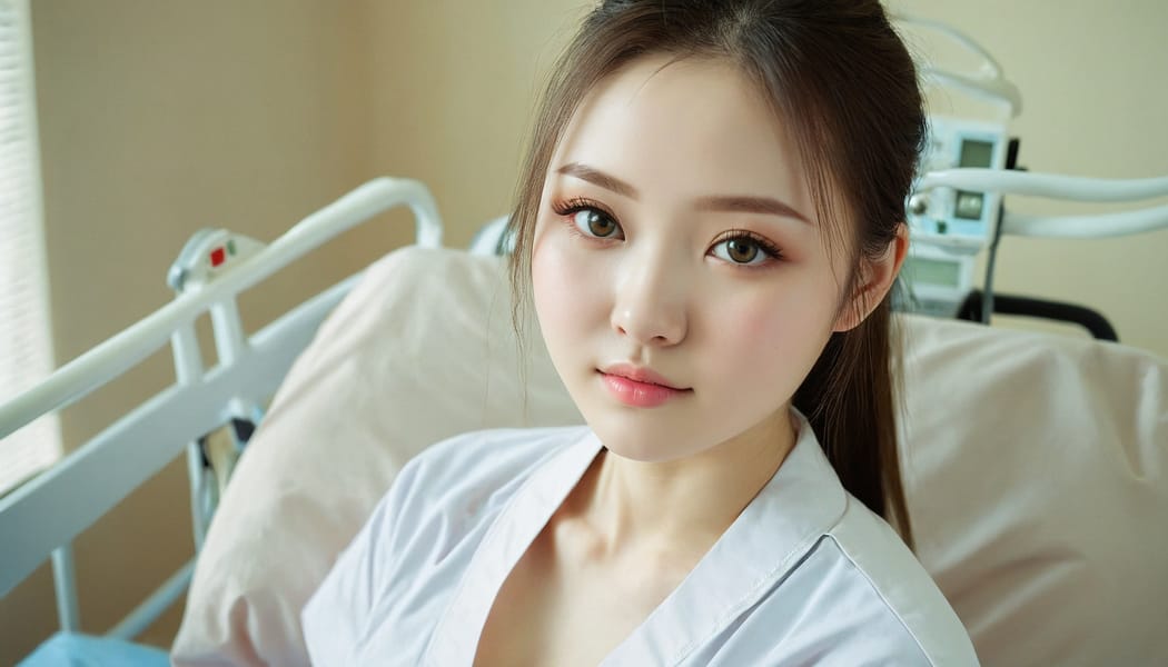 Tags: 21872187, SDXL
{"3": {"inputs": {"seed": 393255981225139, "steps": 32, "cfg": 6.98, "sampler_name": "dpmpp_2m", "scheduler": "karras", "denoise": 1.0, "model": ["27", 0], "positive": ["6", 0], "negative": ["7", 0], "latent_image": ["5", 0]}, "class_type": "KSampler"}, "4": {"inputs": {"ckpt_name": "juggernautxl.safetensors"}, "class_type": "CheckpointLoaderSimple"}, "5": {"inputs": {"width": 1344, "height": 768, "batch_size": 1}, "class_type": "EmptyLatentImage"}, "6": {"inputs": {"text": "18 year old girl, (ukrainian:0.97), (chinese:1.03), (seductive facial expression:1.13), (blush:0.95), (double eyelids:1.14), (cute:1.11), (pale skin:1.05), (temptress:1.10), (slim:0.98), (beautiful eyes:1.09), (eyelashes:0.96), (seductive pose:0.98), (sexy lips:0.96), (in a seductive pose:1.02), (large perky breasts:1.12), (cleavage:1.04), (thigh gap:1.07), (nurse in uniform:1.11) working in a hospital ward, (portra:1.03), (soft lighting:1.00), (RAW:1.09), (candid cinema:1.05), (natural looking skin:1.05), (film:1.08), (skin fuzz:1.09), (textured skin:1.06), (detailed skin:1.04)", "clip": ["27", 1]}, "class_type": "CLIPTextEncode"}, "7": {"inputs": {"text": "(twisted:1.05), (worst quality:1.06), (low resolution:1.13), (bad hands:1.14), (distorted:1.11), (watermark:1.12), (open mouth:1.13)", "clip": ["27", 1]}, "class_type": "CLIPTextEncode"}, "8": {"inputs": {"samples": ["3", 0], "vae": ["4", 2]}, "class_type": "VAEDecode"}, "25": {"inputs": {"lora_name": "nudify_xl.safetensors", "strength_model": 0.29, "strength_clip": 0.14, "model": ["4", 0], "clip": ["4", 1]}, "class_type": "LoraLoader"}, "26": {"inputs": {"lora_name": "shirtlift_SDXL_v2.safetensors", "strength_model": 0.0, "strength_clip": 0.0, "model": ["25", 0], "clip": ["25", 1]}, "class_type": "LoraLoader"}, "27": {"inputs": {"lora_name": "PerfectEyesXL.safetensors", "strength_model": 0.0, "strength_clip": 0.07, "model": ["26", 0], "clip": ["26", 1]}, "class_type": "LoraLoader"}, "30": {"inputs": {"model_name": "4x_NMKD-Superscale-SP_178000_G.pth"}, "class_type": "UpscaleModelLoader"}, "31": {"inputs": {"upscale_model": ["30", 0], "image": ["8", 0]}, "class_type": "ImageUpscaleWithModel"}, "32": {"inputs": {"upscale_method": "lanczos", "scale_by": 0.5, "image": ["31", 0]}, "class_type": "ImageScaleBy"}, "33": {"inputs": {"pixels": ["32", 0], "vae": ["4", 2]}, "class_type": "VAEEncode"}, "34": {"inputs": {"seed": 393255981225139, "steps": 32, "cfg": 6.98, "sampler_name": "dpmpp_2m", "scheduler": "karras", "denoise": 0.3, "model": ["27", 0], "positive": ["6", 0], "negative": ["7", 0], "latent_image": ["33", 0]}, "class_type": "KSampler"}, "36": {"inputs": {"samples": ["34", 0], "vae": ["4", 2]}, "class_type": "VAEDecode"}, "39": {"inputs": {"filename_prefix": "comfyapi-1713504250004", "images": ["36", 0]}, "class_type": "SaveImage"}}