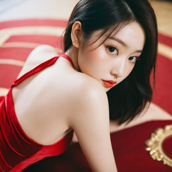 Tags: 21872187, SDXL
{"3": {"inputs": {"seed": 568942791714118, "steps": 64, "cfg": 6.51, "sampler_name": "dpmpp_2m", "scheduler": "karras", "denoise": 1.0, "model": ["27", 0], "positive": ["6", 0], "negative": ["7", 0], "latent_image": ["5", 0]}, "class_type": "KSampler"}, "4": {"inputs": {"ckpt_name": "helloworldxl.safetensors"}, "class_type": "CheckpointLoaderSimple"}, "5": {"inputs": {"width": 1024, "height": 1024, "batch_size": 1}, "class_type": "EmptyLatentImage"}, "6": {"inputs": {"text": "21 year old girl, (korean:1.03), (beautiful eyes:1.09), (blush:1.04), (cute:1.07), (pale skin:1.03), (double eyelids:1.08), (sexy lips:1.02), (seductive facial expression:1.14), (detailed face:0.99), (temptress:1.02), (idol:0.99), (eyelashes:1.14), (slim:1.14), (seductive pose:1.13), (perky ass:0.97), (exposed ass:1.05), (looking back:0.95), (sexy ass:1.08), (thigh gap:1.03), (wearing a low-cut red dress:1.00) at a ballroom, (portra:1.03), (candid cinema:1.09), (detailed skin:1.01), (textured skin:1.00), (soft lighting:1.06), (natural looking skin:1.01), (skin fuzz:1.02), (film:1.01), (RAW:1.03)", "clip": ["27", 1]}, "class_type": "CLIPTextEncode"}, "7": {"inputs": {"text": "(open mouth:1.06), (distorted:1.09), (twisted:1.08), (worst quality:1.14), (watermark:1.12), (bad hands:1.05), (low resolution:1.14)", "clip": ["27", 1]}, "class_type": "CLIPTextEncode"}, "8": {"inputs": {"samples": ["3", 0], "vae": ["4", 2]}, "class_type": "VAEDecode"}, "25": {"inputs": {"lora_name": "nudify_xl.safetensors", "strength_model": 0.05, "strength_clip": 0.13, "model": ["4", 0], "clip": ["4", 1]}, "class_type": "LoraLoader"}, "26": {"inputs": {"lora_name": "shirtlift_SDXL_v2.safetensors", "strength_model": 0.03, "strength_clip": 0.03, "model": ["25", 0], "clip": ["25", 1]}, "class_type": "LoraLoader"}, "27": {"inputs": {"lora_name": "PerfectEyesXL.safetensors", "strength_model": 0.15, "strength_clip": 0.03, "model": ["26", 0], "clip": ["26", 1]}, "class_type": "LoraLoader"}, "30": {"inputs": {"model_name": "4x_NMKD-Superscale-SP_178000_G.pth"}, "class_type": "UpscaleModelLoader"}, "31": {"inputs": {"upscale_model": ["30", 0], "image": ["8", 0]}, "class_type": "ImageUpscaleWithModel"}, "32": {"inputs": {"upscale_method": "lanczos", "scale_by": 0.5, "image": ["31", 0]}, "class_type": "ImageScaleBy"}, "33": {"inputs": {"pixels": ["32", 0], "vae": ["4", 2]}, "class_type": "VAEEncode"}, "34": {"inputs": {"seed": 568942791714118, "steps": 64, "cfg": 6.51, "sampler_name": "dpmpp_2m", "scheduler": "karras", "denoise": 0.3, "model": ["27", 0], "positive": ["6", 0], "negative": ["7", 0], "latent_image": ["33", 0]}, "class_type": "KSampler"}, "36": {"inputs": {"samples": ["34", 0], "vae": ["4", 2]}, "class_type": "VAEDecode"}, "39": {"inputs": {"filename_prefix": "comfyapi-1725125949193", "images": ["36", 0]}, "class_type": "SaveImage"}}