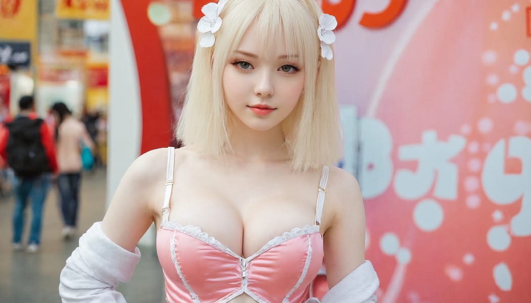 Tags: 21872187, SDXL
{"3": {"inputs": {"seed": 829315310197839, "steps": 32, "cfg": 5.08, "sampler_name": "dpmpp_2m", "scheduler": "karras", "denoise": 1.0, "model": ["27", 0], "positive": ["6", 0], "negative": ["7", 0], "latent_image": ["5", 0]}, "class_type": "KSampler"}, "4": {"inputs": {"ckpt_name": "juggernautxl.safetensors"}, "class_type": "CheckpointLoaderSimple"}, "5": {"inputs": {"width": 1344, "height": 768, "batch_size": 1}, "class_type": "EmptyLatentImage"}, "6": {"inputs": {"text": "18 year old girl, (russian:1.01), (ukrainian:1.02), (pale skin:1.10), (blush:1.03), (seductive pose:1.05), (idol:0.96), (sexy lips:1.12), (seductive facial expression:1.09), (cute:1.12), (slim:0.99), (double eyelids:0.98), (beautiful eyes:0.99), (detailed face:0.98), (in a seductive pose:1.10), (large perky breasts:1.09), (cleavage:1.04), (thigh gap:0.96), (in a cosplay:1.01) at comiket posing for camera, (skin fuzz:1.00), (RAW:1.02), (soft lighting:1.00), (portra:1.08), (natural looking skin:1.06), (detailed skin:1.07), (film:1.03), (candid cinema:1.01), (textured skin:1.07)", "clip": ["27", 1]}, "class_type": "CLIPTextEncode"}, "7": {"inputs": {"text": "(distorted:1.07), (bad hands:1.11), (low resolution:1.07), (twisted:1.10), (open mouth:1.10), (worst quality:1.05), (watermark:1.13)", "clip": ["27", 1]}, "class_type": "CLIPTextEncode"}, "8": {"inputs": {"samples": ["3", 0], "vae": ["4", 2]}, "class_type": "VAEDecode"}, "25": {"inputs": {"lora_name": "nudify_xl.safetensors", "strength_model": 0.16, "strength_clip": 0.22, "model": ["4", 0], "clip": ["4", 1]}, "class_type": "LoraLoader"}, "26": {"inputs": {"lora_name": "shirtlift_SDXL_v2.safetensors", "strength_model": 0.1, "strength_clip": 0.13, "model": ["25", 0], "clip": ["25", 1]}, "class_type": "LoraLoader"}, "27": {"inputs": {"lora_name": "PerfectEyesXL.safetensors", "strength_model": 0.09, "strength_clip": 0.11, "model": ["26", 0], "clip": ["26", 1]}, "class_type": "LoraLoader"}, "30": {"inputs": {"model_name": "4x_NMKD-Superscale-SP_178000_G.pth"}, "class_type": "UpscaleModelLoader"}, "31": {"inputs": {"upscale_model": ["30", 0], "image": ["8", 0]}, "class_type": "ImageUpscaleWithModel"}, "32": {"inputs": {"upscale_method": "lanczos", "scale_by": 0.5, "image": ["31", 0]}, "class_type": "ImageScaleBy"}, "33": {"inputs": {"pixels": ["32", 0], "vae": ["4", 2]}, "class_type": "VAEEncode"}, "34": {"inputs": {"seed": 829315310197839, "steps": 32, "cfg": 5.08, "sampler_name": "dpmpp_2m", "scheduler": "karras", "denoise": 0.3, "model": ["27", 0], "positive": ["6", 0], "negative": ["7", 0], "latent_image": ["33", 0]}, "class_type": "KSampler"}, "36": {"inputs": {"samples": ["34", 0], "vae": ["4", 2]}, "class_type": "VAEDecode"}, "39": {"inputs": {"filename_prefix": "comfyapi-1716369886997", "images": ["36", 0]}, "class_type": "SaveImage"}}