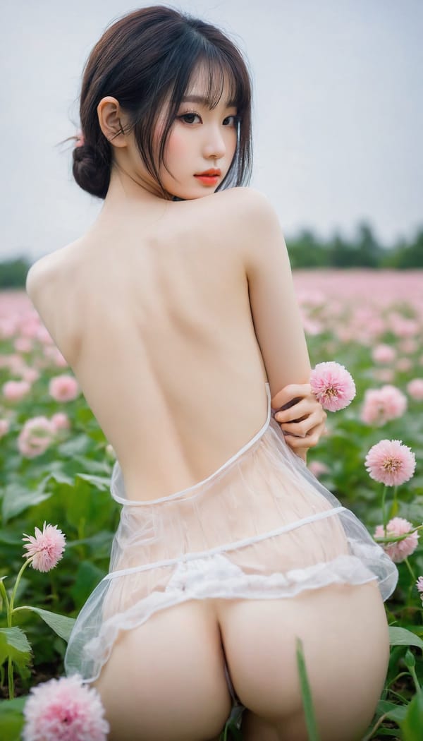 Tags: 21872187, SDXL
{"3": {"inputs": {"seed": 471347427185586, "steps": 32, "cfg": 6.36, "sampler_name": "dpmpp_2m", "scheduler": "karras", "denoise": 1.0, "model": ["27", 0], "positive": ["6", 0], "negative": ["7", 0], "latent_image": ["5", 0]}, "class_type": "KSampler"}, "4": {"inputs": {"ckpt_name": "helloworldxl.safetensors"}, "class_type": "CheckpointLoaderSimple"}, "5": {"inputs": {"width": 768, "height": 1344, "batch_size": 1}, "class_type": "EmptyLatentImage"}, "6": {"inputs": {"text": "18 year old girl, (korean:0.95), (ukrainian:1.10), (blush:1.02), (seductive facial expression:1.14), (temptress:1.05), (double eyelids:1.02), (cute:0.98), (beautiful eyes:1.10), (pale skin:1.07), (slim:1.11), (sexy lips:1.02), (seductive pose:0.97), (eyelashes:1.13), (detailed face:1.13), (idol:1.12), (on all fours:1.06), (spreading ass cheeks:1.01), (from behind:1.09), (backboob:1.03), wearing (translucent clothes:1.11) on a flower field, (natural looking skin:1.06), (portra:1.08), (soft lighting:1.08), (textured skin:1.06), (candid cinema:1.09), (skin fuzz:1.01), (detailed skin:1.00), (film:1.09), (RAW:1.06)", "clip": ["27", 1]}, "class_type": "CLIPTextEncode"}, "7": {"inputs": {"text": "(twisted:1.06), (watermark:1.09), (low resolution:1.08), (bad hands:1.07), (worst quality:1.14), (open mouth:1.12), (distorted:1.11)", "clip": ["27", 1]}, "class_type": "CLIPTextEncode"}, "8": {"inputs": {"samples": ["3", 0], "vae": ["4", 2]}, "class_type": "VAEDecode"}, "25": {"inputs": {"lora_name": "nudify_xl.safetensors", "strength_model": 0.11, "strength_clip": 0.1, "model": ["4", 0], "clip": ["4", 1]}, "class_type": "LoraLoader"}, "26": {"inputs": {"lora_name": "shirtlift_SDXL_v2.safetensors", "strength_model": 0.05, "strength_clip": 0.12, "model": ["25", 0], "clip": ["25", 1]}, "class_type": "LoraLoader"}, "27": {"inputs": {"lora_name": "PerfectEyesXL.safetensors", "strength_model": 0.08, "strength_clip": 0.07, "model": ["26", 0], "clip": ["26", 1]}, "class_type": "LoraLoader"}, "30": {"inputs": {"model_name": "4x_NMKD-Superscale-SP_178000_G.pth"}, "class_type": "UpscaleModelLoader"}, "31": {"inputs": {"upscale_model": ["30", 0], "image": ["8", 0]}, "class_type": "ImageUpscaleWithModel"}, "32": {"inputs": {"upscale_method": "lanczos", "scale_by": 0.5, "image": ["31", 0]}, "class_type": "ImageScaleBy"}, "33": {"inputs": {"pixels": ["32", 0], "vae": ["4", 2]}, "class_type": "VAEEncode"}, "34": {"inputs": {"seed": 471347427185586, "steps": 32, "cfg": 6.36, "sampler_name": "dpmpp_2m", "scheduler": "karras", "denoise": 0.3, "model": ["27", 0], "positive": ["6", 0], "negative": ["7", 0], "latent_image": ["33", 0]}, "class_type": "KSampler"}, "36": {"inputs": {"samples": ["34", 0], "vae": ["4", 2]}, "class_type": "VAEDecode"}, "39": {"inputs": {"filename_prefix": "comfyapi-1718191974590", "images": ["36", 0]}, "class_type": "SaveImage"}}