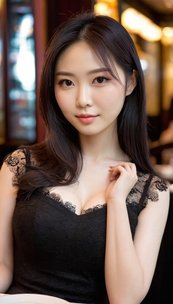 Tags: 21872187, SDXL
{"3": {"inputs": {"seed": 243456548567662, "steps": 64, "cfg": 7.59, "sampler_name": "dpmpp_2m", "scheduler": "karras", "denoise": 1.0, "model": ["27", 0], "positive": ["6", 0], "negative": ["7", 0], "latent_image": ["5", 0]}, "class_type": "KSampler"}, "4": {"inputs": {"ckpt_name": "juggernautxl.safetensors"}, "class_type": "CheckpointLoaderSimple"}, "5": {"inputs": {"width": 768, "height": 1344, "batch_size": 1}, "class_type": "EmptyLatentImage"}, "6": {"inputs": {"text": "26 year old girl, (taiwanese:1.08), (idol:1.14), (sexy lips:1.06), (double eyelids:1.02), (slim:1.14), (beautiful eyes:1.05), (cute:1.02), (pale skin:1.04), (detailed face:0.97), (blush:1.07), (eyelashes:1.00), (seductive facial expression:1.00), (seductive pose:1.11), (temptress:1.05), (in a seductive pose:1.03), (large perky breasts:0.95), (cleavage:1.03), (thigh gap:1.10), (wearing a little black dress:0.96) at a fine dining restaurant, (skin fuzz:1.04), (candid cinema:1.05), (film:1.08), (RAW:1.02), (portra:1.09), (detailed skin:1.03), (natural looking skin:1.00), (textured skin:1.00), (soft lighting:1.06)", "clip": ["27", 1]}, "class_type": "CLIPTextEncode"}, "7": {"inputs": {"text": "(open mouth:1.10), (distorted:1.05), (worst quality:1.14), (bad hands:1.12), (watermark:1.08), (twisted:1.13)", "clip": ["27", 1]}, "class_type": "CLIPTextEncode"}, "8": {"inputs": {"samples": ["3", 0], "vae": ["4", 2]}, "class_type": "VAEDecode"}, "25": {"inputs": {"lora_name": "nudify_xl.safetensors", "strength_model": 0.37, "strength_clip": 0.37, "model": ["4", 0], "clip": ["4", 1]}, "class_type": "LoraLoader"}, "26": {"inputs": {"lora_name": "shirtlift_SDXL_v2.safetensors", "strength_model": 0.17, "strength_clip": 0.15, "model": ["25", 0], "clip": ["25", 1]}, "class_type": "LoraLoader"}, "27": {"inputs": {"lora_name": "PerfectEyesXL.safetensors", "strength_model": 0.09, "strength_clip": 0.06, "model": ["26", 0], "clip": ["26", 1]}, "class_type": "LoraLoader"}, "30": {"inputs": {"model_name": "4x_NMKD-Superscale-SP_178000_G.pth"}, "class_type": "UpscaleModelLoader"}, "31": {"inputs": {"upscale_model": ["30", 0], "image": ["8", 0]}, "class_type": "ImageUpscaleWithModel"}, "32": {"inputs": {"upscale_method": "lanczos", "scale_by": 0.5, "image": ["31", 0]}, "class_type": "ImageScaleBy"}, "33": {"inputs": {"pixels": ["32", 0], "vae": ["4", 2]}, "class_type": "VAEEncode"}, "34": {"inputs": {"seed": 243456548567662, "steps": 64, "cfg": 7.59, "sampler_name": "dpmpp_2m", "scheduler": "karras", "denoise": 0.3, "model": ["27", 0], "positive": ["6", 0], "negative": ["7", 0], "latent_image": ["33", 0]}, "class_type": "KSampler"}, "36": {"inputs": {"samples": ["34", 0], "vae": ["4", 2]}, "class_type": "VAEDecode"}, "39": {"inputs": {"filename_prefix": "comfyapi-1732889023432", "images": ["36", 0]}, "class_type": "SaveImage"}}