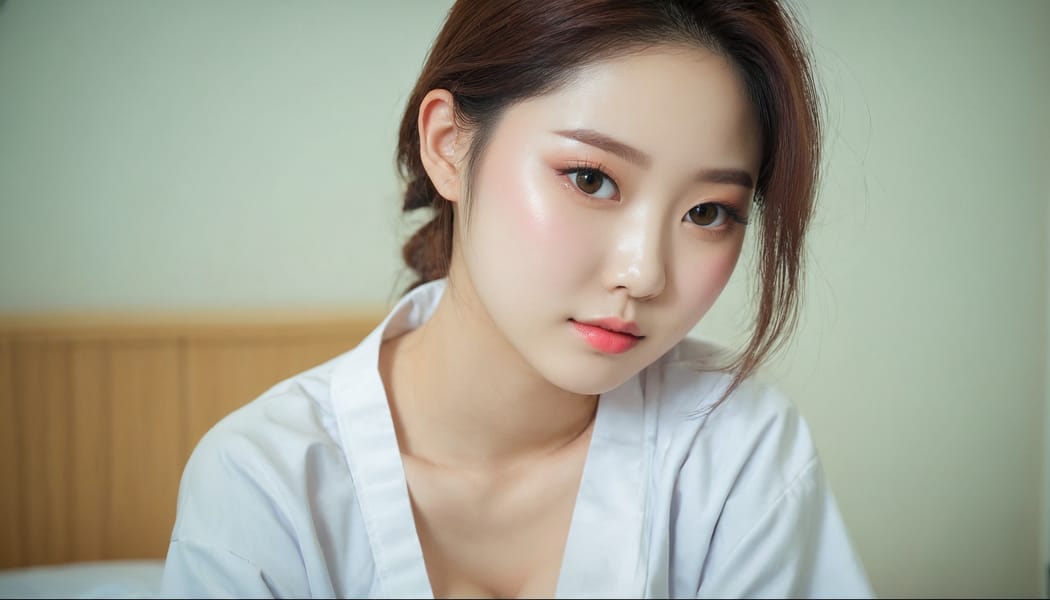 Tags: 21872187, SDXL
{"3": {"inputs": {"seed": 663993978738494, "steps": 64, "cfg": 5.44, "sampler_name": "dpmpp_2m", "scheduler": "karras", "denoise": 1.0, "model": ["27", 0], "positive": ["6", 0], "negative": ["7", 0], "latent_image": ["5", 0]}, "class_type": "KSampler"}, "4": {"inputs": {"ckpt_name": "juggernautxl.safetensors"}, "class_type": "CheckpointLoaderSimple"}, "5": {"inputs": {"width": 1344, "height": 768, "batch_size": 1}, "class_type": "EmptyLatentImage"}, "6": {"inputs": {"text": "20 year old girl, (korean:1.12), (sexy lips:1.09), (temptress:1.06), (seductive facial expression:1.05), (cute:0.97), (eyelashes:1.05), (slim:1.12), (idol:1.07), (seductive pose:0.95), (blush:1.12), (double eyelids:1.07), (pale skin:0.97), (beautiful eyes:0.97), (detailed face:1.14), (in a seductive pose:1.12), (large perky breasts:1.07), (cleavage:0.97), (thigh gap:0.96), (nurse in uniform:0.97) working in a hospital ward, (soft lighting:1.08), (natural looking skin:1.08), (film:1.04), (portra:1.06), (candid cinema:1.03), (RAW:1.05), (skin fuzz:1.03), (textured skin:1.01), (detailed skin:1.04)", "clip": ["27", 1]}, "class_type": "CLIPTextEncode"}, "7": {"inputs": {"text": "(distorted:1.13), (twisted:1.12), (open mouth:1.05), (low resolution:1.09), (bad hands:1.06), (worst quality:1.12), (watermark:1.08)", "clip": ["27", 1]}, "class_type": "CLIPTextEncode"}, "8": {"inputs": {"samples": ["3", 0], "vae": ["4", 2]}, "class_type": "VAEDecode"}, "25": {"inputs": {"lora_name": "nudify_xl.safetensors", "strength_model": 0.18, "strength_clip": 0.21, "model": ["4", 0], "clip": ["4", 1]}, "class_type": "LoraLoader"}, "26": {"inputs": {"lora_name": "shirtlift_SDXL_v2.safetensors", "strength_model": 0.16, "strength_clip": 0.07, "model": ["25", 0], "clip": ["25", 1]}, "class_type": "LoraLoader"}, "27": {"inputs": {"lora_name": "PerfectEyesXL.safetensors", "strength_model": 0.08, "strength_clip": 0.01, "model": ["26", 0], "clip": ["26", 1]}, "class_type": "LoraLoader"}, "30": {"inputs": {"model_name": "4x_NMKD-Superscale-SP_178000_G.pth"}, "class_type": "UpscaleModelLoader"}, "31": {"inputs": {"upscale_model": ["30", 0], "image": ["8", 0]}, "class_type": "ImageUpscaleWithModel"}, "32": {"inputs": {"upscale_method": "lanczos", "scale_by": 0.5, "image": ["31", 0]}, "class_type": "ImageScaleBy"}, "33": {"inputs": {"pixels": ["32", 0], "vae": ["4", 2]}, "class_type": "VAEEncode"}, "34": {"inputs": {"seed": 663993978738494, "steps": 64, "cfg": 5.44, "sampler_name": "dpmpp_2m", "scheduler": "karras", "denoise": 0.3, "model": ["27", 0], "positive": ["6", 0], "negative": ["7", 0], "latent_image": ["33", 0]}, "class_type": "KSampler"}, "36": {"inputs": {"samples": ["34", 0], "vae": ["4", 2]}, "class_type": "VAEDecode"}, "39": {"inputs": {"filename_prefix": "comfyapi-1734865225712", "images": ["36", 0]}, "class_type": "SaveImage"}}