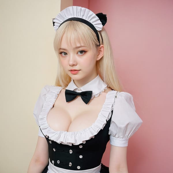 Tags: 21872187, SDXL
{"3": {"inputs": {"seed": 752922076802302, "steps": 64, "cfg": 6.24, "sampler_name": "dpmpp_2m", "scheduler": "karras", "denoise": 1.0, "model": ["27", 0], "positive": ["6", 0], "negative": ["7", 0], "latent_image": ["5", 0]}, "class_type": "KSampler"}, "4": {"inputs": {"ckpt_name": "juggernautxl.safetensors"}, "class_type": "CheckpointLoaderSimple"}, "5": {"inputs": {"width": 1024, "height": 1024, "batch_size": 1}, "class_type": "EmptyLatentImage"}, "6": {"inputs": {"text": "18 year old girl, (slim:1.14), (pale skin:1.05), (double eyelids:1.12), (seductive pose:1.00), (beautiful eyes:0.97), (detailed face:1.11), (idol:1.06), (seductive facial expression:1.08), (cute:1.10), (blush:0.98), (sexy lips:1.01), (eyelashes:1.04), (on all fours:0.98), (spreading ass cheeks:1.14), (from behind:1.02), (backboob:1.12), in a (skimpy maid costume:1.09) working at a maid cafe, choker, bowtie, headband, pleated skirt, (skin fuzz:1.00), (natural looking skin:1.08), (film:1.04), (detailed skin:1.09), (candid cinema:1.00), (textured skin:1.06), (RAW:1.04), (portra:1.04), (soft lighting:1.02)", "clip": ["27", 1]}, "class_type": "CLIPTextEncode"}, "7": {"inputs": {"text": "(watermark:1.06), (twisted:1.11), (open mouth:1.07), (low resolution:1.05), (worst quality:1.05), (distorted:1.07), (bad hands:1.06)", "clip": ["27", 1]}, "class_type": "CLIPTextEncode"}, "8": {"inputs": {"samples": ["3", 0], "vae": ["4", 2]}, "class_type": "VAEDecode"}, "25": {"inputs": {"lora_name": "nudify_xl.safetensors", "strength_model": 0.09, "strength_clip": 0.18, "model": ["4", 0], "clip": ["4", 1]}, "class_type": "LoraLoader"}, "26": {"inputs": {"lora_name": "shirtlift_SDXL_v2.safetensors", "strength_model": 0.16, "strength_clip": 0.16, "model": ["25", 0], "clip": ["25", 1]}, "class_type": "LoraLoader"}, "27": {"inputs": {"lora_name": "PerfectEyesXL.safetensors", "strength_model": 0.1, "strength_clip": 0.04, "model": ["26", 0], "clip": ["26", 1]}, "class_type": "LoraLoader"}, "30": {"inputs": {"model_name": "4x_NMKD-Superscale-SP_178000_G.pth"}, "class_type": "UpscaleModelLoader"}, "31": {"inputs": {"upscale_model": ["30", 0], "image": ["8", 0]}, "class_type": "ImageUpscaleWithModel"}, "32": {"inputs": {"upscale_method": "lanczos", "scale_by": 0.5, "image": ["31", 0]}, "class_type": "ImageScaleBy"}, "33": {"inputs": {"pixels": ["32", 0], "vae": ["4", 2]}, "class_type": "VAEEncode"}, "34": {"inputs": {"seed": 752922076802302, "steps": 64, "cfg": 6.24, "sampler_name": "dpmpp_2m", "scheduler": "karras", "denoise": 0.3, "model": ["27", 0], "positive": ["6", 0], "negative": ["7", 0], "latent_image": ["33", 0]}, "class_type": "KSampler"}, "36": {"inputs": {"samples": ["34", 0], "vae": ["4", 2]}, "class_type": "VAEDecode"}, "39": {"inputs": {"filename_prefix": "comfyapi-1732940868167", "images": ["36", 0]}, "class_type": "SaveImage"}}