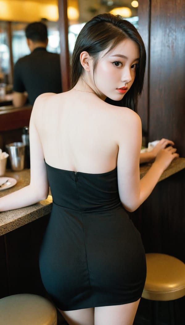 Tags: 21872187, SDXL
{"3": {"inputs": {"seed": 683649722784775, "steps": 32, "cfg": 5.96, "sampler_name": "dpmpp_2m", "scheduler": "karras", "denoise": 1.0, "model": ["27", 0], "positive": ["6", 0], "negative": ["7", 0], "latent_image": ["5", 0]}, "class_type": "KSampler"}, "4": {"inputs": {"ckpt_name": "helloworldxl.safetensors"}, "class_type": "CheckpointLoaderSimple"}, "5": {"inputs": {"width": 768, "height": 1344, "batch_size": 1}, "class_type": "EmptyLatentImage"}, "6": {"inputs": {"text": "18 year old girl, (sexy lips:0.99), (seductive facial expression:1.06), (seductive pose:0.96), (pale skin:1.11), (cute:1.00), (beautiful eyes:0.97), (slim:1.05), (detailed face:1.04), (eyelashes:1.10), (blush:1.11), (idol:1.00), (temptress:1.12), (double eyelids:0.98), (perky ass:1.03), (exposed ass:0.95), (looking back:1.09), (sexy ass:1.00), (thigh gap:1.02), (wearing a little black dress:1.12) at a fine dining restaurant, (detailed skin:1.01), (candid cinema:1.01), (film:1.09), (RAW:1.06), (natural looking skin:1.00), (portra:1.00), (textured skin:1.06), (skin fuzz:1.00), (soft lighting:1.08)", "clip": ["27", 1]}, "class_type": "CLIPTextEncode"}, "7": {"inputs": {"text": "(worst quality:1.11), (open mouth:1.14), (low resolution:1.06), (distorted:1.14), (twisted:1.14), (bad hands:1.05), (watermark:1.05)", "clip": ["27", 1]}, "class_type": "CLIPTextEncode"}, "8": {"inputs": {"samples": ["3", 0], "vae": ["4", 2]}, "class_type": "VAEDecode"}, "25": {"inputs": {"lora_name": "nudify_xl.safetensors", "strength_model": 0.34, "strength_clip": 0.16, "model": ["4", 0], "clip": ["4", 1]}, "class_type": "LoraLoader"}, "26": {"inputs": {"lora_name": "shirtlift_SDXL_v2.safetensors", "strength_model": 0.14, "strength_clip": 0.13, "model": ["25", 0], "clip": ["25", 1]}, "class_type": "LoraLoader"}, "27": {"inputs": {"lora_name": "PerfectEyesXL.safetensors", "strength_model": 0.1, "strength_clip": 0.12, "model": ["26", 0], "clip": ["26", 1]}, "class_type": "LoraLoader"}, "30": {"inputs": {"model_name": "4x_NMKD-Superscale-SP_178000_G.pth"}, "class_type": "UpscaleModelLoader"}, "31": {"inputs": {"upscale_model": ["30", 0], "image": ["8", 0]}, "class_type": "ImageUpscaleWithModel"}, "32": {"inputs": {"upscale_method": "lanczos", "scale_by": 0.5, "image": ["31", 0]}, "class_type": "ImageScaleBy"}, "33": {"inputs": {"pixels": ["32", 0], "vae": ["4", 2]}, "class_type": "VAEEncode"}, "34": {"inputs": {"seed": 683649722784775, "steps": 32, "cfg": 5.96, "sampler_name": "dpmpp_2m", "scheduler": "karras", "denoise": 0.3, "model": ["27", 0], "positive": ["6", 0], "negative": ["7", 0], "latent_image": ["33", 0]}, "class_type": "KSampler"}, "36": {"inputs": {"samples": ["34", 0], "vae": ["4", 2]}, "class_type": "VAEDecode"}, "39": {"inputs": {"filename_prefix": "comfyapi-1724394761383", "images": ["36", 0]}, "class_type": "SaveImage"}}