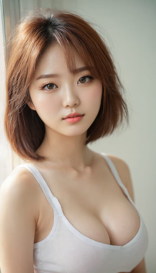 Tags: 21872187, SDXL
{"3": {"inputs": {"seed": 669697147384768, "steps": 32, "cfg": 5.05, "sampler_name": "dpmpp_2m", "scheduler": "karras", "denoise": 1.0, "model": ["27", 0], "positive": ["6", 0], "negative": ["7", 0], "latent_image": ["5", 0]}, "class_type": "KSampler"}, "4": {"inputs": {"ckpt_name": "juggernautxl.safetensors"}, "class_type": "CheckpointLoaderSimple"}, "5": {"inputs": {"width": 768, "height": 1344, "batch_size": 1}, "class_type": "EmptyLatentImage"}, "6": {"inputs": {"text": "26 year old girl, (korean:1.14), (cute:0.99), (eyelashes:1.11), (slim:0.97), (detailed face:1.12), (seductive pose:1.10), (pale skin:1.00), (idol:0.96), (seductive facial expression:1.07), (blush:0.95), (beautiful eyes:1.13), (temptress:0.97), (sexy lips:0.95), (double eyelids:0.96), (in a seductive pose:1.09), (large perky breasts:0.97), (cleavage:0.97), (thigh gap:0.99), (white tanktop:1.00), busy street, (textured skin:1.09), (RAW:1.01), (detailed skin:1.03), (soft lighting:1.05), (portra:1.09), (candid cinema:1.04), (natural looking skin:1.00)", "clip": ["27", 1]}, "class_type": "CLIPTextEncode"}, "7": {"inputs": {"text": "(low resolution:1.09), (distorted:1.11), (twisted:1.14), (open mouth:1.06), (bad hands:1.05), (worst quality:1.05), (watermark:1.13)", "clip": ["27", 1]}, "class_type": "CLIPTextEncode"}, "8": {"inputs": {"samples": ["3", 0], "vae": ["4", 2]}, "class_type": "VAEDecode"}, "25": {"inputs": {"lora_name": "nudify_xl.safetensors", "strength_model": 0.01, "strength_clip": 0.28, "model": ["4", 0], "clip": ["4", 1]}, "class_type": "LoraLoader"}, "26": {"inputs": {"lora_name": "shirtlift_SDXL_v2.safetensors", "strength_model": 0.05, "strength_clip": 0.13, "model": ["25", 0], "clip": ["25", 1]}, "class_type": "LoraLoader"}, "27": {"inputs": {"lora_name": "PerfectEyesXL.safetensors", "strength_model": 0.07, "strength_clip": 0.02, "model": ["26", 0], "clip": ["26", 1]}, "class_type": "LoraLoader"}, "30": {"inputs": {"model_name": "4x_NMKD-Superscale-SP_178000_G.pth"}, "class_type": "UpscaleModelLoader"}, "31": {"inputs": {"upscale_model": ["30", 0], "image": ["8", 0]}, "class_type": "ImageUpscaleWithModel"}, "32": {"inputs": {"upscale_method": "lanczos", "scale_by": 0.5, "image": ["31", 0]}, "class_type": "ImageScaleBy"}, "33": {"inputs": {"pixels": ["32", 0], "vae": ["4", 2]}, "class_type": "VAEEncode"}, "34": {"inputs": {"seed": 669697147384768, "steps": 32, "cfg": 5.05, "sampler_name": "dpmpp_2m", "scheduler": "karras", "denoise": 0.3, "model": ["27", 0], "positive": ["6", 0], "negative": ["7", 0], "latent_image": ["33", 0]}, "class_type": "KSampler"}, "36": {"inputs": {"samples": ["34", 0], "vae": ["4", 2]}, "class_type": "VAEDecode"}, "39": {"inputs": {"filename_prefix": "comfyapi-1717189475768", "images": ["36", 0]}, "class_type": "SaveImage"}}