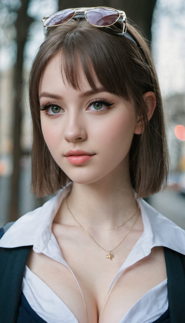 Tags: 21872187, SDXL
{"3": {"inputs": {"seed": 529069490452265, "steps": 64, "cfg": 7.36, "sampler_name": "dpmpp_2m", "scheduler": "karras", "denoise": 1.0, "model": ["27", 0], "positive": ["6", 0], "negative": ["7", 0], "latent_image": ["5", 0]}, "class_type": "KSampler"}, "4": {"inputs": {"ckpt_name": "juggernautXL_v7Rundiffusion.safetensors"}, "class_type": "CheckpointLoaderSimple"}, "5": {"inputs": {"width": 768, "height": 1344, "batch_size": 1}, "class_type": "EmptyLatentImage"}, "6": {"inputs": {"text": "19 year old girl, (ukrainian:0.97), (sexy lips:1.14), (seductive pose:0.98), (idol:1.04), (pale skin:0.95), (seductive facial expression:1.06), (detailed face:0.95), (double eyelids:1.03), (slim:0.97), (temptress:1.00), (cute:0.99), (blush:1.10), (eyelashes:1.13), (beautiful eyes:1.11), (in a seductive pose:1.01), (large perky breasts:1.05), (cleavage:1.08), (thigh gap:1.12), (school uniform:1.04), choker, busy street, (detailed skin:1.00), (skin fuzz:1.06), (textured skin:1.01), (natural looking skin:1.00), (candid cinema:1.09), (soft lighting:1.07), (film:1.04), (portra:1.08), (RAW:1.06)", "clip": ["27", 1]}, "class_type": "CLIPTextEncode"}, "7": {"inputs": {"text": "(low resolution:1.11), (watermark:1.09), (twisted:1.06), (distorted:1.06), (worst quality:1.13), (bad hands:1.07), (open mouth:1.09)", "clip": ["27", 1]}, "class_type": "CLIPTextEncode"}, "8": {"inputs": {"samples": ["3", 0], "vae": ["4", 2]}, "class_type": "VAEDecode"}, "25": {"inputs": {"lora_name": "nudify_xl.safetensors", "strength_model": 0.02, "strength_clip": 0.11, "model": ["4", 0], "clip": ["4", 1]}, "class_type": "LoraLoader"}, "26": {"inputs": {"lora_name": "shirtlift_SDXL_v2.safetensors", "strength_model": 0.0, "strength_clip": 0.15, "model": ["25", 0], "clip": ["25", 1]}, "class_type": "LoraLoader"}, "27": {"inputs": {"lora_name": "PerfectEyesXL.safetensors", "strength_model": 0.09, "strength_clip": 0.03, "model": ["26", 0], "clip": ["26", 1]}, "class_type": "LoraLoader"}, "30": {"inputs": {"model_name": "4x_NMKD-Superscale-SP_178000_G.pth"}, "class_type": "UpscaleModelLoader"}, "31": {"inputs": {"upscale_model": ["30", 0], "image": ["8", 0]}, "class_type": "ImageUpscaleWithModel"}, "32": {"inputs": {"upscale_method": "lanczos", "scale_by": 0.5, "image": ["31", 0]}, "class_type": "ImageScaleBy"}, "33": {"inputs": {"pixels": ["32", 0], "vae": ["4", 2]}, "class_type": "VAEEncode"}, "34": {"inputs": {"seed": 529069490452265, "steps": 64, "cfg": 7.36, "sampler_name": "dpmpp_2m", "scheduler": "karras", "denoise": 0.3, "model": ["27", 0], "positive": ["6", 0], "negative": ["7", 0], "latent_image": ["33", 0]}, "class_type": "KSampler"}, "36": {"inputs": {"samples": ["34", 0], "vae": ["4", 2]}, "class_type": "VAEDecode"}, "39": {"inputs": {"filename_prefix": "comfyapi-1704687173284", "images": ["36", 0]}, "class_type": "SaveImage"}}