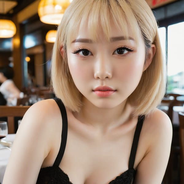 Tags: 21872187, SDXL
{"3": {"inputs": {"seed": 779229211533457, "steps": 64, "cfg": 5.04, "sampler_name": "dpmpp_2m", "scheduler": "karras", "denoise": 1.0, "model": ["27", 0], "positive": ["6", 0], "negative": ["7", 0], "latent_image": ["5", 0]}, "class_type": "KSampler"}, "4": {"inputs": {"ckpt_name": "juggernautxl.safetensors"}, "class_type": "CheckpointLoaderSimple"}, "5": {"inputs": {"width": 1024, "height": 1024, "batch_size": 1}, "class_type": "EmptyLatentImage"}, "6": {"inputs": {"text": "18 year old girl, (japanese:1.08), (pale skin:1.14), (cute:0.95), (eyelashes:1.03), (slim:0.97), (idol:1.13), (seductive facial expression:1.01), (temptress:1.07), (sexy lips:0.97), (seductive pose:1.09), (blush:1.05), (beautiful eyes:1.13), (double eyelids:1.10), (detailed face:1.10), (perky ass:1.03), (exposed ass:1.10), (looking back:1.06), (sexy ass:1.09), (thigh gap:0.96), (wearing a little black dress:0.98) at a fine dining restaurant, (soft lighting:1.04), (film:1.05), (RAW:1.05), (natural looking skin:1.02), (textured skin:1.01), (portra:1.04), (candid cinema:1.09), (skin fuzz:1.04), (detailed skin:1.04)", "clip": ["27", 1]}, "class_type": "CLIPTextEncode"}, "7": {"inputs": {"text": "(watermark:1.12), (low resolution:1.05), (bad hands:1.14), (distorted:1.05), (worst quality:1.08), (twisted:1.09), (open mouth:1.08)", "clip": ["27", 1]}, "class_type": "CLIPTextEncode"}, "8": {"inputs": {"samples": ["3", 0], "vae": ["4", 2]}, "class_type": "VAEDecode"}, "25": {"inputs": {"lora_name": "nudify_xl.safetensors", "strength_model": 0.05, "strength_clip": 0.18, "model": ["4", 0], "clip": ["4", 1]}, "class_type": "LoraLoader"}, "26": {"inputs": {"lora_name": "shirtlift_SDXL_v2.safetensors", "strength_model": 0.1, "strength_clip": 0.07, "model": ["25", 0], "clip": ["25", 1]}, "class_type": "LoraLoader"}, "27": {"inputs": {"lora_name": "PerfectEyesXL.safetensors", "strength_model": 0.06, "strength_clip": 0.01, "model": ["26", 0], "clip": ["26", 1]}, "class_type": "LoraLoader"}, "30": {"inputs": {"model_name": "4x_NMKD-Superscale-SP_178000_G.pth"}, "class_type": "UpscaleModelLoader"}, "31": {"inputs": {"upscale_model": ["30", 0], "image": ["8", 0]}, "class_type": "ImageUpscaleWithModel"}, "32": {"inputs": {"upscale_method": "lanczos", "scale_by": 0.5, "image": ["31", 0]}, "class_type": "ImageScaleBy"}, "33": {"inputs": {"pixels": ["32", 0], "vae": ["4", 2]}, "class_type": "VAEEncode"}, "34": {"inputs": {"seed": 779229211533457, "steps": 64, "cfg": 5.04, "sampler_name": "dpmpp_2m", "scheduler": "karras", "denoise": 0.3, "model": ["27", 0], "positive": ["6", 0], "negative": ["7", 0], "latent_image": ["33", 0]}, "class_type": "KSampler"}, "36": {"inputs": {"samples": ["34", 0], "vae": ["4", 2]}, "class_type": "VAEDecode"}, "39": {"inputs": {"filename_prefix": "comfyapi-1715861477260", "images": ["36", 0]}, "class_type": "SaveImage"}}
