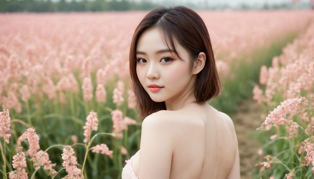 Tags: 21872187, SDXL
{"3": {"inputs": {"seed": 676435617911925, "steps": 32, "cfg": 5.14, "sampler_name": "dpmpp_2m", "scheduler": "karras", "denoise": 1.0, "model": ["27", 0], "positive": ["6", 0], "negative": ["7", 0], "latent_image": ["5", 0]}, "class_type": "KSampler"}, "4": {"inputs": {"ckpt_name": "juggernautXL_v8Rundiffusion.safetensors"}, "class_type": "CheckpointLoaderSimple"}, "5": {"inputs": {"width": 1344, "height": 768, "batch_size": 1}, "class_type": "EmptyLatentImage"}, "6": {"inputs": {"text": "23 year old girl, (korean:0.99), (ukrainian:1.07), (slim:1.05), (double eyelids:1.03), (cute:1.03), (seductive facial expression:0.99), (idol:1.13), (detailed face:1.09), (blush:1.12), (beautiful eyes:1.07), (pale skin:0.96), (seductive pose:1.02), (eyelashes:1.12), (sexy lips:1.11), (perky ass:1.10), (exposed ass:1.05), (looking back:1.06), (sexy ass:1.07), (thigh gap:1.07), wearing (translucent clothes:1.04) on a flower field, (natural looking skin:1.05), (soft lighting:1.05), (RAW:1.06), (textured skin:1.05), (candid cinema:1.02), (film:1.07), (portra:1.08), (skin fuzz:1.06), (detailed skin:1.00)", "clip": ["27", 1]}, "class_type": "CLIPTextEncode"}, "7": {"inputs": {"text": "(open mouth:1.13), (bad hands:1.11), (distorted:1.07), (twisted:1.08), (low resolution:1.05), (watermark:1.13), (worst quality:1.14)", "clip": ["27", 1]}, "class_type": "CLIPTextEncode"}, "8": {"inputs": {"samples": ["3", 0], "vae": ["4", 2]}, "class_type": "VAEDecode"}, "25": {"inputs": {"lora_name": "nudify_xl.safetensors", "strength_model": 0.3, "strength_clip": 0.3, "model": ["4", 0], "clip": ["4", 1]}, "class_type": "LoraLoader"}, "26": {"inputs": {"lora_name": "shirtlift_SDXL_v2.safetensors", "strength_model": 0.08, "strength_clip": 0.12, "model": ["25", 0], "clip": ["25", 1]}, "class_type": "LoraLoader"}, "27": {"inputs": {"lora_name": "PerfectEyesXL.safetensors", "strength_model": 0.16, "strength_clip": 0.19, "model": ["26", 0], "clip": ["26", 1]}, "class_type": "LoraLoader"}, "30": {"inputs": {"model_name": "4x_NMKD-Superscale-SP_178000_G.pth"}, "class_type": "UpscaleModelLoader"}, "31": {"inputs": {"upscale_model": ["30", 0], "image": ["8", 0]}, "class_type": "ImageUpscaleWithModel"}, "32": {"inputs": {"upscale_method": "lanczos", "scale_by": 0.5, "image": ["31", 0]}, "class_type": "ImageScaleBy"}, "33": {"inputs": {"pixels": ["32", 0], "vae": ["4", 2]}, "class_type": "VAEEncode"}, "34": {"inputs": {"seed": 676435617911925, "steps": 32, "cfg": 5.14, "sampler_name": "dpmpp_2m", "scheduler": "karras", "denoise": 0.3, "model": ["27", 0], "positive": ["6", 0], "negative": ["7", 0], "latent_image": ["33", 0]}, "class_type": "KSampler"}, "36": {"inputs": {"samples": ["34", 0], "vae": ["4", 2]}, "class_type": "VAEDecode"}, "39": {"inputs": {"filename_prefix": "comfyapi-1707333994411", "images": ["36", 0]}, "class_type": "SaveImage"}}