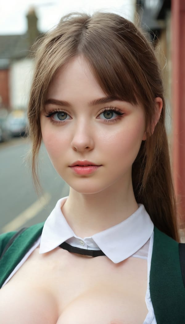 Tags: 21872187, SDXL
{"3": {"inputs": {"seed": 303515658456297, "steps": 32, "cfg": 6.72, "sampler_name": "dpmpp_2m", "scheduler": "karras", "denoise": 1.0, "model": ["27", 0], "positive": ["6", 0], "negative": ["7", 0], "latent_image": ["5", 0]}, "class_type": "KSampler"}, "4": {"inputs": {"ckpt_name": "juggernautxl.safetensors"}, "class_type": "CheckpointLoaderSimple"}, "5": {"inputs": {"width": 768, "height": 1344, "batch_size": 1}, "class_type": "EmptyLatentImage"}, "6": {"inputs": {"text": "23 year old girl, (irish:1.02), (seductive facial expression:0.99), (blush:1.02), (cute:1.12), (detailed face:1.03), (eyelashes:1.06), (sexy lips:0.95), (seductive pose:0.95), (idol:1.02), (temptress:1.11), (pale skin:1.03), (double eyelids:1.07), (slim:0.97), (in a seductive pose:0.98), (large perky breasts:1.13), (cleavage:0.95), (thigh gap:1.14), (school uniform:1.03), choker, busy street, (textured skin:1.04), (soft lighting:1.04), (RAW:1.03), (skin fuzz:1.09), (detailed skin:1.08), (portra:1.06), (candid cinema:1.02), (film:1.07), (natural looking skin:1.06)", "clip": ["27", 1]}, "class_type": "CLIPTextEncode"}, "7": {"inputs": {"text": "(bad hands:1.09), (worst quality:1.06), (twisted:1.06), (open mouth:1.13), (watermark:1.12), (low resolution:1.06), (distorted:1.06)", "clip": ["27", 1]}, "class_type": "CLIPTextEncode"}, "8": {"inputs": {"samples": ["3", 0], "vae": ["4", 2]}, "class_type": "VAEDecode"}, "25": {"inputs": {"lora_name": "nudify_xl.safetensors", "strength_model": 0.04, "strength_clip": 0.21, "model": ["4", 0], "clip": ["4", 1]}, "class_type": "LoraLoader"}, "26": {"inputs": {"lora_name": "shirtlift_SDXL_v2.safetensors", "strength_model": 0.14, "strength_clip": 0.03, "model": ["25", 0], "clip": ["25", 1]}, "class_type": "LoraLoader"}, "27": {"inputs": {"lora_name": "PerfectEyesXL.safetensors", "strength_model": 0.02, "strength_clip": 0.13, "model": ["26", 0], "clip": ["26", 1]}, "class_type": "LoraLoader"}, "30": {"inputs": {"model_name": "4x_NMKD-Superscale-SP_178000_G.pth"}, "class_type": "UpscaleModelLoader"}, "31": {"inputs": {"upscale_model": ["30", 0], "image": ["8", 0]}, "class_type": "ImageUpscaleWithModel"}, "32": {"inputs": {"upscale_method": "lanczos", "scale_by": 0.5, "image": ["31", 0]}, "class_type": "ImageScaleBy"}, "33": {"inputs": {"pixels": ["32", 0], "vae": ["4", 2]}, "class_type": "VAEEncode"}, "34": {"inputs": {"seed": 303515658456297, "steps": 32, "cfg": 6.72, "sampler_name": "dpmpp_2m", "scheduler": "karras", "denoise": 0.3, "model": ["27", 0], "positive": ["6", 0], "negative": ["7", 0], "latent_image": ["33", 0]}, "class_type": "KSampler"}, "36": {"inputs": {"samples": ["34", 0], "vae": ["4", 2]}, "class_type": "VAEDecode"}, "39": {"inputs": {"filename_prefix": "comfyapi-1716639968244", "images": ["36", 0]}, "class_type": "SaveImage"}}