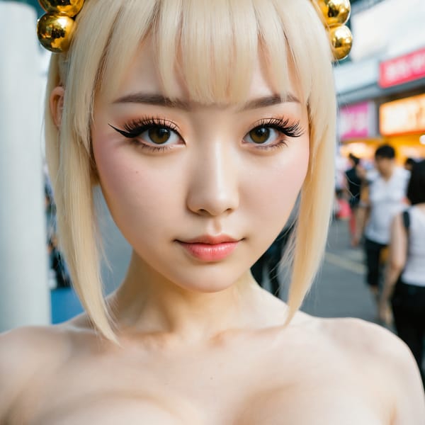 Tags: 21872187, SDXL
{"3": {"inputs": {"seed": 440322714520533, "steps": 64, "cfg": 7.59, "sampler_name": "dpmpp_2m", "scheduler": "karras", "denoise": 1.0, "model": ["27", 0], "positive": ["6", 0], "negative": ["7", 0], "latent_image": ["5", 0]}, "class_type": "KSampler"}, "4": {"inputs": {"ckpt_name": "juggernautxl.safetensors"}, "class_type": "CheckpointLoaderSimple"}, "5": {"inputs": {"width": 1024, "height": 1024, "batch_size": 1}, "class_type": "EmptyLatentImage"}, "6": {"inputs": {"text": "28 year old girl, (chinese:1.03), (irish:1.05), (ukrainian:0.96), (double eyelids:0.96), (eyelashes:1.09), (seductive facial expression:1.13), (detailed face:1.11), (temptress:1.13), (idol:1.11), (pale skin:1.12), (cute:1.14), (sexy lips:1.07), (blush:1.09), (slim:1.03), (seductive pose:0.97), (beautiful eyes:1.11), (in a seductive pose:1.00), (large perky breasts:0.96), (cleavage:1.12), (thigh gap:0.96), (in a cosplay:0.99) at comiket posing for camera, (candid cinema:1.03), (RAW:1.09), (natural looking skin:1.01), (skin fuzz:1.04), (detailed skin:1.00), (soft lighting:1.03), (textured skin:1.03), (portra:1.08), (film:1.09)", "clip": ["27", 1]}, "class_type": "CLIPTextEncode"}, "7": {"inputs": {"text": "(low resolution:1.13), (twisted:1.06), (watermark:1.10), (distorted:1.12), (worst quality:1.12), (bad hands:1.14), (open mouth:1.14)", "clip": ["27", 1]}, "class_type": "CLIPTextEncode"}, "8": {"inputs": {"samples": ["3", 0], "vae": ["4", 2]}, "class_type": "VAEDecode"}, "25": {"inputs": {"lora_name": "nudify_xl.safetensors", "strength_model": 0.05, "strength_clip": 0.35, "model": ["4", 0], "clip": ["4", 1]}, "class_type": "LoraLoader"}, "26": {"inputs": {"lora_name": "shirtlift_SDXL_v2.safetensors", "strength_model": 0.05, "strength_clip": 0.17, "model": ["25", 0], "clip": ["25", 1]}, "class_type": "LoraLoader"}, "27": {"inputs": {"lora_name": "PerfectEyesXL.safetensors", "strength_model": 0.01, "strength_clip": 0.19, "model": ["26", 0], "clip": ["26", 1]}, "class_type": "LoraLoader"}, "30": {"inputs": {"model_name": "4x_NMKD-Superscale-SP_178000_G.pth"}, "class_type": "UpscaleModelLoader"}, "31": {"inputs": {"upscale_model": ["30", 0], "image": ["8", 0]}, "class_type": "ImageUpscaleWithModel"}, "32": {"inputs": {"upscale_method": "lanczos", "scale_by": 0.5, "image": ["31", 0]}, "class_type": "ImageScaleBy"}, "33": {"inputs": {"pixels": ["32", 0], "vae": ["4", 2]}, "class_type": "VAEEncode"}, "34": {"inputs": {"seed": 440322714520533, "steps": 64, "cfg": 7.59, "sampler_name": "dpmpp_2m", "scheduler": "karras", "denoise": 0.3, "model": ["27", 0], "positive": ["6", 0], "negative": ["7", 0], "latent_image": ["33", 0]}, "class_type": "KSampler"}, "36": {"inputs": {"samples": ["34", 0], "vae": ["4", 2]}, "class_type": "VAEDecode"}, "39": {"inputs": {"filename_prefix": "comfyapi-1713291619114", "images": ["36", 0]}, "class_type": "SaveImage"}}