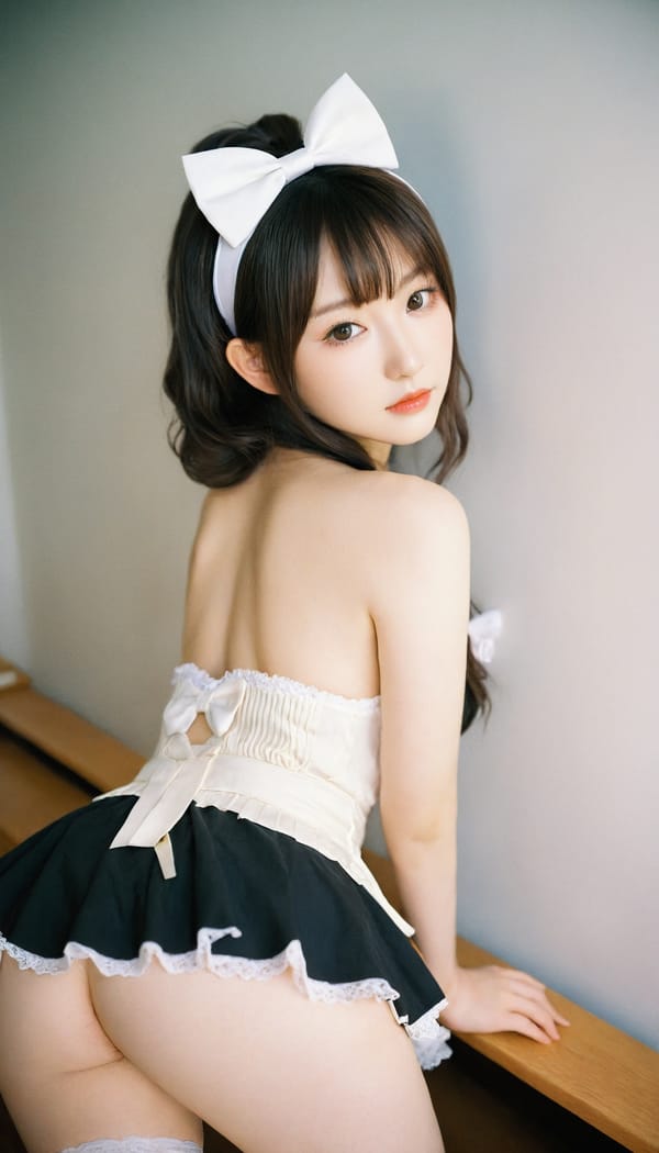 Tags: 21872187, SDXL
{"3": {"inputs": {"seed": 279225717009857, "steps": 64, "cfg": 6.12, "sampler_name": "dpmpp_2m", "scheduler": "karras", "denoise": 1.0, "model": ["27", 0], "positive": ["6", 0], "negative": ["7", 0], "latent_image": ["5", 0]}, "class_type": "KSampler"}, "4": {"inputs": {"ckpt_name": "leosamsHelloworldSDXL_helloworldSDXL32DPO.safetensors"}, "class_type": "CheckpointLoaderSimple"}, "5": {"inputs": {"width": 768, "height": 1344, "batch_size": 1}, "class_type": "EmptyLatentImage"}, "6": {"inputs": {"text": "26 year old girl, (japanese:1.09), (pale skin:1.03), (double eyelids:1.07), (slim:1.13), (idol:1.01), (temptress:1.13), (eyelashes:1.04), (seductive facial expression:1.10), (seductive pose:0.96), (beautiful eyes:1.00), (blush:0.96), (sexy lips:1.00), (detailed face:0.95), (on all fours:0.95), (spreading ass cheeks:0.98), (from behind:1.13), (backboob:1.06), in a (skimpy maid costume:1.13) working at a maid cafe, choker, bowtie, headband, pleated skirt, (film:1.00), (natural looking skin:1.09), (skin fuzz:1.04), (RAW:1.09), (detailed skin:1.04), (soft lighting:1.07), (textured skin:1.01), (candid cinema:1.04), (portra:1.09)", "clip": ["27", 1]}, "class_type": "CLIPTextEncode"}, "7": {"inputs": {"text": "(twisted:1.08), (worst quality:1.09), (watermark:1.09), (bad hands:1.14), (low resolution:1.09), (open mouth:1.09), (distorted:1.13)", "clip": ["27", 1]}, "class_type": "CLIPTextEncode"}, "8": {"inputs": {"samples": ["3", 0], "vae": ["4", 2]}, "class_type": "VAEDecode"}, "25": {"inputs": {"lora_name": "nudify_xl.safetensors", "strength_model": 0.26, "strength_clip": 0.03, "model": ["4", 0], "clip": ["4", 1]}, "class_type": "LoraLoader"}, "26": {"inputs": {"lora_name": "shirtlift_SDXL_v2.safetensors", "strength_model": 0.08, "strength_clip": 0.04, "model": ["25", 0], "clip": ["25", 1]}, "class_type": "LoraLoader"}, "27": {"inputs": {"lora_name": "PerfectEyesXL.safetensors", "strength_model": 0.08, "strength_clip": 0.11, "model": ["26", 0], "clip": ["26", 1]}, "class_type": "LoraLoader"}, "30": {"inputs": {"model_name": "4x_NMKD-Superscale-SP_178000_G.pth"}, "class_type": "UpscaleModelLoader"}, "31": {"inputs": {"upscale_model": ["30", 0], "image": ["8", 0]}, "class_type": "ImageUpscaleWithModel"}, "32": {"inputs": {"upscale_method": "lanczos", "scale_by": 0.5, "image": ["31", 0]}, "class_type": "ImageScaleBy"}, "33": {"inputs": {"pixels": ["32", 0], "vae": ["4", 2]}, "class_type": "VAEEncode"}, "34": {"inputs": {"seed": 279225717009857, "steps": 64, "cfg": 6.12, "sampler_name": "dpmpp_2m", "scheduler": "karras", "denoise": 0.3, "model": ["27", 0], "positive": ["6", 0], "negative": ["7", 0], "latent_image": ["33", 0]}, "class_type": "KSampler"}, "36": {"inputs": {"samples": ["34", 0], "vae": ["4", 2]}, "class_type": "VAEDecode"}, "39": {"inputs": {"filename_prefix": "comfyapi-1707597439034", "images": ["36", 0]}, "class_type": "SaveImage"}}