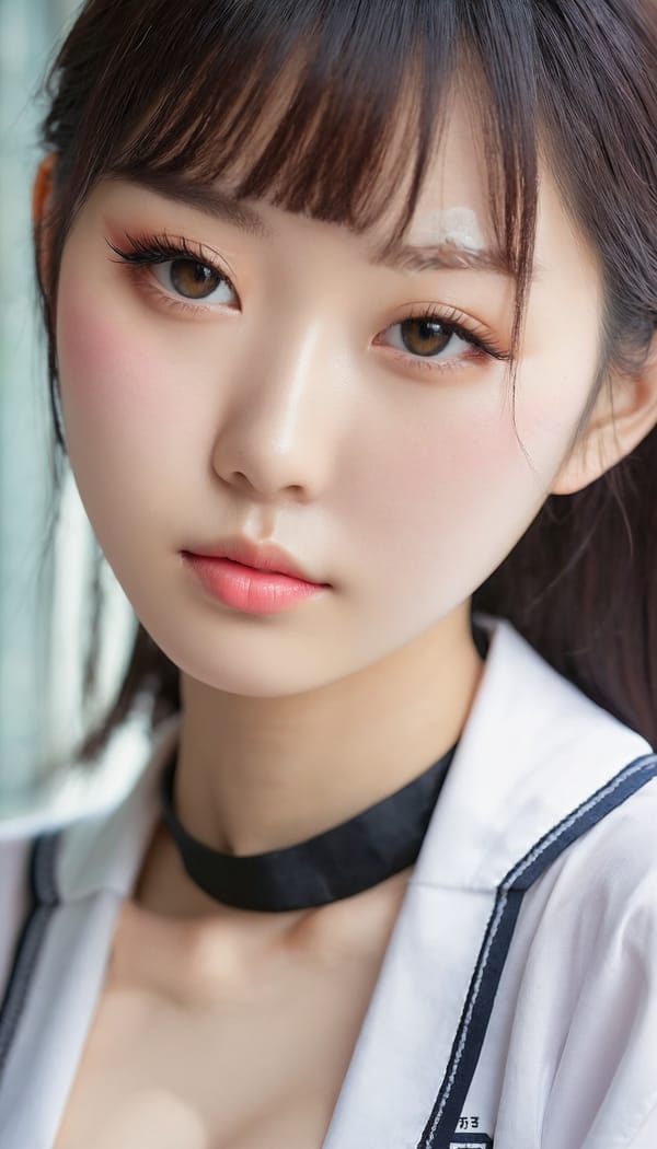 Tags: 21872187, SDXL
{"3": {"inputs": {"seed": 822759858044363, "steps": 64, "cfg": 6.99, "sampler_name": "dpmpp_2m", "scheduler": "karras", "denoise": 1.0, "model": ["27", 0], "positive": ["6", 0], "negative": ["7", 0], "latent_image": ["5", 0]}, "class_type": "KSampler"}, "4": {"inputs": {"ckpt_name": "juggernautxl.safetensors"}, "class_type": "CheckpointLoaderSimple"}, "5": {"inputs": {"width": 768, "height": 1344, "batch_size": 1}, "class_type": "EmptyLatentImage"}, "6": {"inputs": {"text": "19 year old girl, (japanese:1.09), (korean:1.12), (chinese:1.01), (temptress:0.99), (pale skin:1.10), (seductive facial expression:1.14), (seductive pose:1.11), (blush:0.99), (sexy lips:1.13), (idol:1.11), (slim:0.97), (beautiful eyes:1.04), (detailed face:0.98), (eyelashes:1.05), (cute:1.00), (in a seductive pose:1.00), (large perky breasts:1.07), (cleavage:1.12), (thigh gap:1.00), (school uniform:1.04), choker, busy street, (RAW:1.04), (soft lighting:1.03), (detailed skin:1.00), (skin fuzz:1.03), (textured skin:1.05), (candid cinema:1.07), (portra:1.03), (natural looking skin:1.08), (film:1.05)", "clip": ["27", 1]}, "class_type": "CLIPTextEncode"}, "7": {"inputs": {"text": "(twisted:1.12), (distorted:1.07), (worst quality:1.07), (low resolution:1.05), (open mouth:1.14), (watermark:1.05), (bad hands:1.06)", "clip": ["27", 1]}, "class_type": "CLIPTextEncode"}, "8": {"inputs": {"samples": ["3", 0], "vae": ["4", 2]}, "class_type": "VAEDecode"}, "25": {"inputs": {"lora_name": "nudify_xl.safetensors", "strength_model": 0.18, "strength_clip": 0.07, "model": ["4", 0], "clip": ["4", 1]}, "class_type": "LoraLoader"}, "26": {"inputs": {"lora_name": "shirtlift_SDXL_v2.safetensors", "strength_model": 0.08, "strength_clip": 0.04, "model": ["25", 0], "clip": ["25", 1]}, "class_type": "LoraLoader"}, "27": {"inputs": {"lora_name": "PerfectEyesXL.safetensors", "strength_model": 0.06, "strength_clip": 0.15, "model": ["26", 0], "clip": ["26", 1]}, "class_type": "LoraLoader"}, "30": {"inputs": {"model_name": "4x_NMKD-Superscale-SP_178000_G.pth"}, "class_type": "UpscaleModelLoader"}, "31": {"inputs": {"upscale_model": ["30", 0], "image": ["8", 0]}, "class_type": "ImageUpscaleWithModel"}, "32": {"inputs": {"upscale_method": "lanczos", "scale_by": 0.5, "image": ["31", 0]}, "class_type": "ImageScaleBy"}, "33": {"inputs": {"pixels": ["32", 0], "vae": ["4", 2]}, "class_type": "VAEEncode"}, "34": {"inputs": {"seed": 822759858044363, "steps": 64, "cfg": 6.99, "sampler_name": "dpmpp_2m", "scheduler": "karras", "denoise": 0.3, "model": ["27", 0], "positive": ["6", 0], "negative": ["7", 0], "latent_image": ["33", 0]}, "class_type": "KSampler"}, "36": {"inputs": {"samples": ["34", 0], "vae": ["4", 2]}, "class_type": "VAEDecode"}, "39": {"inputs": {"filename_prefix": "comfyapi-1715843270270", "images": ["36", 0]}, "class_type": "SaveImage"}}