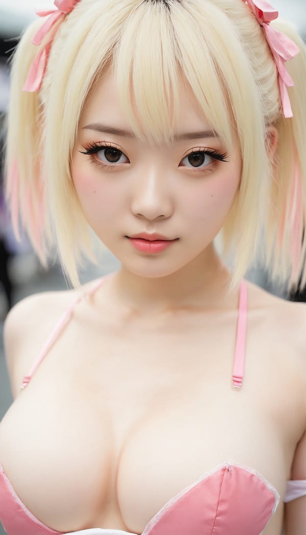 Tags: 21872187, SDXL
{"3": {"inputs": {"seed": 727695125542298, "steps": 64, "cfg": 5.77, "sampler_name": "dpmpp_2m", "scheduler": "karras", "denoise": 1.0, "model": ["27", 0], "positive": ["6", 0], "negative": ["7", 0], "latent_image": ["5", 0]}, "class_type": "KSampler"}, "4": {"inputs": {"ckpt_name": "juggernautxl.safetensors"}, "class_type": "CheckpointLoaderSimple"}, "5": {"inputs": {"width": 768, "height": 1344, "batch_size": 1}, "class_type": "EmptyLatentImage"}, "6": {"inputs": {"text": "22 year old girl, (chinese:1.08), (detailed face:1.08), (pale skin:0.95), (double eyelids:1.08), (temptress:1.00), (blush:1.00), (seductive pose:1.04), (idol:0.99), (beautiful eyes:1.14), (sexy lips:1.09), (seductive facial expression:1.00), (eyelashes:1.04), (slim:1.01), (cute:1.07), (on all fours:1.06), (spreading ass cheeks:1.01), (from behind:1.09), (backboob:1.09), (in a cosplay:1.09) at comiket posing for camera, (skin fuzz:1.07), (textured skin:1.06), (soft lighting:1.09), (natural looking skin:1.09), (detailed skin:1.08), (film:1.02), (RAW:1.06), (portra:1.08), (candid cinema:1.01)", "clip": ["27", 1]}, "class_type": "CLIPTextEncode"}, "7": {"inputs": {"text": "(worst quality:1.10), (open mouth:1.06), (twisted:1.12), (low resolution:1.07), (distorted:1.13), (bad hands:1.10), (watermark:1.07)", "clip": ["27", 1]}, "class_type": "CLIPTextEncode"}, "8": {"inputs": {"samples": ["3", 0], "vae": ["4", 2]}, "class_type": "VAEDecode"}, "25": {"inputs": {"lora_name": "nudify_xl.safetensors", "strength_model": 0.03, "strength_clip": 0.16, "model": ["4", 0], "clip": ["4", 1]}, "class_type": "LoraLoader"}, "26": {"inputs": {"lora_name": "shirtlift_SDXL_v2.safetensors", "strength_model": 0.04, "strength_clip": 0.08, "model": ["25", 0], "clip": ["25", 1]}, "class_type": "LoraLoader"}, "27": {"inputs": {"lora_name": "PerfectEyesXL.safetensors", "strength_model": 0.02, "strength_clip": 0.14, "model": ["26", 0], "clip": ["26", 1]}, "class_type": "LoraLoader"}, "30": {"inputs": {"model_name": "4x_NMKD-Superscale-SP_178000_G.pth"}, "class_type": "UpscaleModelLoader"}, "31": {"inputs": {"upscale_model": ["30", 0], "image": ["8", 0]}, "class_type": "ImageUpscaleWithModel"}, "32": {"inputs": {"upscale_method": "lanczos", "scale_by": 0.5, "image": ["31", 0]}, "class_type": "ImageScaleBy"}, "33": {"inputs": {"pixels": ["32", 0], "vae": ["4", 2]}, "class_type": "VAEEncode"}, "34": {"inputs": {"seed": 727695125542298, "steps": 64, "cfg": 5.77, "sampler_name": "dpmpp_2m", "scheduler": "karras", "denoise": 0.3, "model": ["27", 0], "positive": ["6", 0], "negative": ["7", 0], "latent_image": ["33", 0]}, "class_type": "KSampler"}, "36": {"inputs": {"samples": ["34", 0], "vae": ["4", 2]}, "class_type": "VAEDecode"}, "39": {"inputs": {"filename_prefix": "comfyapi-1718360299168", "images": ["36", 0]}, "class_type": "SaveImage"}}