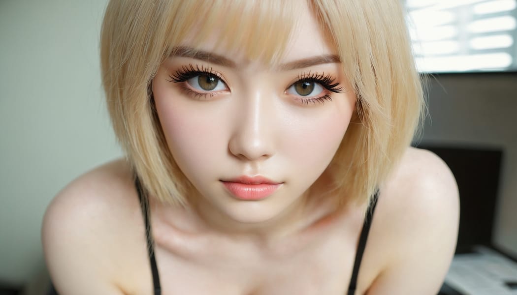 Tags: 21872187, SDXL
{"3": {"inputs": {"seed": 683799067047281, "steps": 64, "cfg": 6.73, "sampler_name": "dpmpp_2m", "scheduler": "karras", "denoise": 1.0, "model": ["27", 0], "positive": ["6", 0], "negative": ["7", 0], "latent_image": ["5", 0]}, "class_type": "KSampler"}, "4": {"inputs": {"ckpt_name": "juggernautxl.safetensors"}, "class_type": "CheckpointLoaderSimple"}, "5": {"inputs": {"width": 1344, "height": 768, "batch_size": 1}, "class_type": "EmptyLatentImage"}, "6": {"inputs": {"text": "22 year old girl, (sexy lips:0.99), (seductive facial expression:0.95), (idol:1.04), (pale skin:1.11), (detailed face:0.99), (cute:1.11), (slim:1.06), (blush:1.03), (eyelashes:1.02), (double eyelids:1.07), (beautiful eyes:1.09), (temptress:1.00), (seductive pose:1.02), (in a seductive pose:1.10), (large perky breasts:1.00), (cleavage:1.04), (thigh gap:0.99), (an office lady:1.01), (natural looking skin:1.09), (RAW:1.03), (portra:1.00), (textured skin:1.01), (candid cinema:1.09), (detailed skin:1.04), (soft lighting:1.04), (skin fuzz:1.05), (film:1.03)", "clip": ["27", 1]}, "class_type": "CLIPTextEncode"}, "7": {"inputs": {"text": "(worst quality:1.11), (watermark:1.05), (distorted:1.07), (bad hands:1.14), (twisted:1.13), (open mouth:1.08), (low resolution:1.10)", "clip": ["27", 1]}, "class_type": "CLIPTextEncode"}, "8": {"inputs": {"samples": ["3", 0], "vae": ["4", 2]}, "class_type": "VAEDecode"}, "25": {"inputs": {"lora_name": "nudify_xl.safetensors", "strength_model": 0.03, "strength_clip": 0.23, "model": ["4", 0], "clip": ["4", 1]}, "class_type": "LoraLoader"}, "26": {"inputs": {"lora_name": "shirtlift_SDXL_v2.safetensors", "strength_model": 0.04, "strength_clip": 0.04, "model": ["25", 0], "clip": ["25", 1]}, "class_type": "LoraLoader"}, "27": {"inputs": {"lora_name": "PerfectEyesXL.safetensors", "strength_model": 0.02, "strength_clip": 0.13, "model": ["26", 0], "clip": ["26", 1]}, "class_type": "LoraLoader"}, "30": {"inputs": {"model_name": "4x_NMKD-Superscale-SP_178000_G.pth"}, "class_type": "UpscaleModelLoader"}, "31": {"inputs": {"upscale_model": ["30", 0], "image": ["8", 0]}, "class_type": "ImageUpscaleWithModel"}, "32": {"inputs": {"upscale_method": "lanczos", "scale_by": 0.5, "image": ["31", 0]}, "class_type": "ImageScaleBy"}, "33": {"inputs": {"pixels": ["32", 0], "vae": ["4", 2]}, "class_type": "VAEEncode"}, "34": {"inputs": {"seed": 683799067047281, "steps": 64, "cfg": 6.73, "sampler_name": "dpmpp_2m", "scheduler": "karras", "denoise": 0.3, "model": ["27", 0], "positive": ["6", 0], "negative": ["7", 0], "latent_image": ["33", 0]}, "class_type": "KSampler"}, "36": {"inputs": {"samples": ["34", 0], "vae": ["4", 2]}, "class_type": "VAEDecode"}, "39": {"inputs": {"filename_prefix": "comfyapi-1726546655037", "images": ["36", 0]}, "class_type": "SaveImage"}}