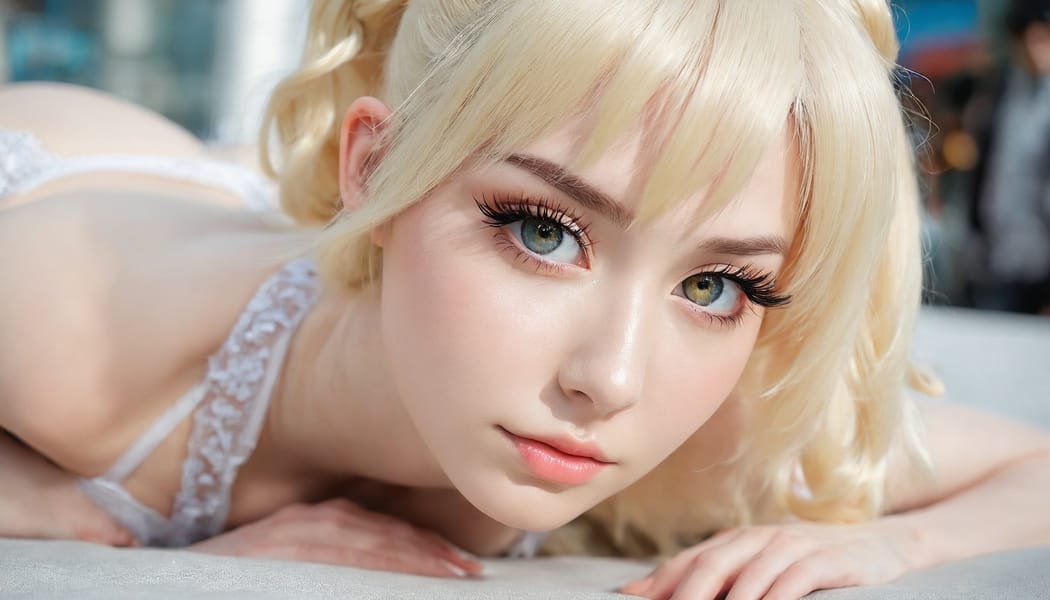 Tags: 21872187, SDXL
{"3": {"inputs": {"seed": 436369869844291, "steps": 32, "cfg": 5.37, "sampler_name": "dpmpp_2m", "scheduler": "karras", "denoise": 1.0, "model": ["27", 0], "positive": ["6", 0], "negative": ["7", 0], "latent_image": ["5", 0]}, "class_type": "KSampler"}, "4": {"inputs": {"ckpt_name": "juggernautxl.safetensors"}, "class_type": "CheckpointLoaderSimple"}, "5": {"inputs": {"width": 1344, "height": 768, "batch_size": 1}, "class_type": "EmptyLatentImage"}, "6": {"inputs": {"text": "28 year old girl, (irish:1.06), (ukrainian:1.08), (eyelashes:1.09), (seductive pose:0.97), (cute:1.13), (double eyelids:1.00), (slim:1.10), (beautiful eyes:1.05), (detailed face:1.07), (sexy lips:0.97), (blush:1.03), (pale skin:1.04), (seductive facial expression:1.11), (temptress:0.95), (on all fours:1.05), (spreading ass cheeks:1.02), (from behind:1.00), (backboob:1.12), (in a cosplay:1.12) at comiket posing for camera, (natural looking skin:1.00), (skin fuzz:1.07), (RAW:1.06), (portra:1.01), (soft lighting:1.02), (candid cinema:1.04), (detailed skin:1.04), (textured skin:1.02), (film:1.04)", "clip": ["27", 1]}, "class_type": "CLIPTextEncode"}, "7": {"inputs": {"text": "(twisted:1.12), (low resolution:1.09), (bad hands:1.11), (open mouth:1.05), (watermark:1.12), (worst quality:1.05), (distorted:1.14)", "clip": ["27", 1]}, "class_type": "CLIPTextEncode"}, "8": {"inputs": {"samples": ["3", 0], "vae": ["4", 2]}, "class_type": "VAEDecode"}, "25": {"inputs": {"lora_name": "nudify_xl.safetensors", "strength_model": 0.01, "strength_clip": 0.06, "model": ["4", 0], "clip": ["4", 1]}, "class_type": "LoraLoader"}, "26": {"inputs": {"lora_name": "shirtlift_SDXL_v2.safetensors", "strength_model": 0.0, "strength_clip": 0.06, "model": ["25", 0], "clip": ["25", 1]}, "class_type": "LoraLoader"}, "27": {"inputs": {"lora_name": "PerfectEyesXL.safetensors", "strength_model": 0.09, "strength_clip": 0.06, "model": ["26", 0], "clip": ["26", 1]}, "class_type": "LoraLoader"}, "30": {"inputs": {"model_name": "4x_NMKD-Superscale-SP_178000_G.pth"}, "class_type": "UpscaleModelLoader"}, "31": {"inputs": {"upscale_model": ["30", 0], "image": ["8", 0]}, "class_type": "ImageUpscaleWithModel"}, "32": {"inputs": {"upscale_method": "lanczos", "scale_by": 0.5, "image": ["31", 0]}, "class_type": "ImageScaleBy"}, "33": {"inputs": {"pixels": ["32", 0], "vae": ["4", 2]}, "class_type": "VAEEncode"}, "34": {"inputs": {"seed": 436369869844291, "steps": 32, "cfg": 5.37, "sampler_name": "dpmpp_2m", "scheduler": "karras", "denoise": 0.3, "model": ["27", 0], "positive": ["6", 0], "negative": ["7", 0], "latent_image": ["33", 0]}, "class_type": "KSampler"}, "36": {"inputs": {"samples": ["34", 0], "vae": ["4", 2]}, "class_type": "VAEDecode"}, "39": {"inputs": {"filename_prefix": "comfyapi-1715004429859", "images": ["36", 0]}, "class_type": "SaveImage"}}