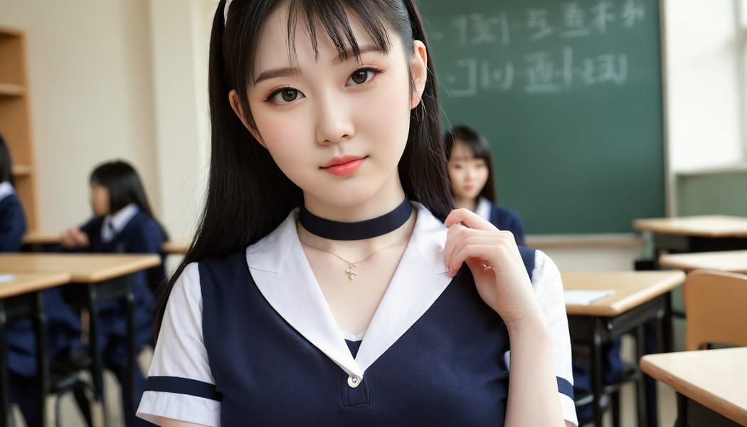 Tags: 21872187, SDXL
{"3": {"inputs": {"seed": 811504303462015, "steps": 32, "cfg": 7.51, "sampler_name": "dpmpp_2m", "scheduler": "karras", "denoise": 1.0, "model": ["27", 0], "positive": ["6", 0], "negative": ["7", 0], "latent_image": ["5", 0]}, "class_type": "KSampler"}, "4": {"inputs": {"ckpt_name": "juggernautXL_v8Rundiffusion.safetensors"}, "class_type": "CheckpointLoaderSimple"}, "5": {"inputs": {"width": 1344, "height": 768, "batch_size": 1}, "class_type": "EmptyLatentImage"}, "6": {"inputs": {"text": "26 year old girl, (irish:1.04), (chinese:1.01), (beautiful eyes:1.00), (double eyelids:0.97), (pale skin:1.11), (seductive facial expression:1.01), (cute:1.12), (idol:1.00), (seductive pose:1.11), (temptress:0.97), (sexy lips:0.95), (in a seductive pose:1.07), (large perky breasts:1.11), (cleavage:1.08), (thigh gap:0.97), (school uniform:1.14), choker, busy street, (detailed skin:1.04), (textured skin:1.07), (skin fuzz:1.05), (soft lighting:1.01), (portra:1.01), (candid cinema:1.02), (RAW:1.07), (natural looking skin:1.08), (film:1.06)", "clip": ["27", 1]}, "class_type": "CLIPTextEncode"}, "7": {"inputs": {"text": "(watermark:1.08), (open mouth:1.13), (bad hands:1.06), (twisted:1.10), (low resolution:1.06), (worst quality:1.08), (distorted:1.12)", "clip": ["27", 1]}, "class_type": "CLIPTextEncode"}, "8": {"inputs": {"samples": ["3", 0], "vae": ["4", 2]}, "class_type": "VAEDecode"}, "25": {"inputs": {"lora_name": "nudify_xl.safetensors", "strength_model": 0.11, "strength_clip": 0.13, "model": ["4", 0], "clip": ["4", 1]}, "class_type": "LoraLoader"}, "26": {"inputs": {"lora_name": "shirtlift_SDXL_v2.safetensors", "strength_model": 0.16, "strength_clip": 0.08, "model": ["25", 0], "clip": ["25", 1]}, "class_type": "LoraLoader"}, "27": {"inputs": {"lora_name": "PerfectEyesXL.safetensors", "strength_model": 0.18, "strength_clip": 0.17, "model": ["26", 0], "clip": ["26", 1]}, "class_type": "LoraLoader"}, "30": {"inputs": {"model_name": "4x_NMKD-Superscale-SP_178000_G.pth"}, "class_type": "UpscaleModelLoader"}, "31": {"inputs": {"upscale_model": ["30", 0], "image": ["8", 0]}, "class_type": "ImageUpscaleWithModel"}, "32": {"inputs": {"upscale_method": "lanczos", "scale_by": 0.5, "image": ["31", 0]}, "class_type": "ImageScaleBy"}, "33": {"inputs": {"pixels": ["32", 0], "vae": ["4", 2]}, "class_type": "VAEEncode"}, "34": {"inputs": {"seed": 811504303462015, "steps": 32, "cfg": 7.51, "sampler_name": "dpmpp_2m", "scheduler": "karras", "denoise": 0.3, "model": ["27", 0], "positive": ["6", 0], "negative": ["7", 0], "latent_image": ["33", 0]}, "class_type": "KSampler"}, "36": {"inputs": {"samples": ["34", 0], "vae": ["4", 2]}, "class_type": "VAEDecode"}, "39": {"inputs": {"filename_prefix": "comfyapi-1708261930391", "images": ["36", 0]}, "class_type": "SaveImage"}}