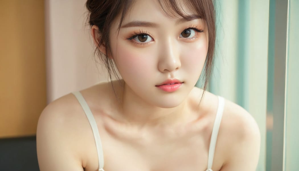 Tags: 21872187, SDXL
{"3": {"inputs": {"seed": 915958062722861, "steps": 32, "cfg": 6.07, "sampler_name": "dpmpp_2m", "scheduler": "karras", "denoise": 1.0, "model": ["27", 0], "positive": ["6", 0], "negative": ["7", 0], "latent_image": ["5", 0]}, "class_type": "KSampler"}, "4": {"inputs": {"ckpt_name": "juggernautxl.safetensors"}, "class_type": "CheckpointLoaderSimple"}, "5": {"inputs": {"width": 1344, "height": 768, "batch_size": 1}, "class_type": "EmptyLatentImage"}, "6": {"inputs": {"text": "19 year old girl, (korean:1.11), (eyelashes:1.08), (cute:1.07), (seductive facial expression:1.12), (detailed face:1.07), (seductive pose:1.10), (pale skin:1.06), (slim:1.08), (blush:1.09), (idol:0.96), (temptress:1.11), (double eyelids:1.13), (beautiful eyes:1.09), (sexy lips:0.95), (in a seductive pose:1.12), (large perky breasts:0.96), (cleavage:1.12), (thigh gap:0.99), (an office lady:1.00), (natural looking skin:1.04), (film:1.05), (textured skin:1.04), (RAW:1.07), (soft lighting:1.09), (candid cinema:1.03), (skin fuzz:1.03), (portra:1.01), (detailed skin:1.03)", "clip": ["27", 1]}, "class_type": "CLIPTextEncode"}, "7": {"inputs": {"text": "(twisted:1.12), (bad hands:1.06), (watermark:1.08), (low resolution:1.12), (worst quality:1.10), (distorted:1.12), (open mouth:1.12)", "clip": ["27", 1]}, "class_type": "CLIPTextEncode"}, "8": {"inputs": {"samples": ["3", 0], "vae": ["4", 2]}, "class_type": "VAEDecode"}, "25": {"inputs": {"lora_name": "nudify_xl.safetensors", "strength_model": 0.18, "strength_clip": 0.11, "model": ["4", 0], "clip": ["4", 1]}, "class_type": "LoraLoader"}, "26": {"inputs": {"lora_name": "shirtlift_SDXL_v2.safetensors", "strength_model": 0.12, "strength_clip": 0.08, "model": ["25", 0], "clip": ["25", 1]}, "class_type": "LoraLoader"}, "27": {"inputs": {"lora_name": "PerfectEyesXL.safetensors", "strength_model": 0.18, "strength_clip": 0.06, "model": ["26", 0], "clip": ["26", 1]}, "class_type": "LoraLoader"}, "30": {"inputs": {"model_name": "4x_NMKD-Superscale-SP_178000_G.pth"}, "class_type": "UpscaleModelLoader"}, "31": {"inputs": {"upscale_model": ["30", 0], "image": ["8", 0]}, "class_type": "ImageUpscaleWithModel"}, "32": {"inputs": {"upscale_method": "lanczos", "scale_by": 0.5, "image": ["31", 0]}, "class_type": "ImageScaleBy"}, "33": {"inputs": {"pixels": ["32", 0], "vae": ["4", 2]}, "class_type": "VAEEncode"}, "34": {"inputs": {"seed": 915958062722861, "steps": 32, "cfg": 6.07, "sampler_name": "dpmpp_2m", "scheduler": "karras", "denoise": 0.3, "model": ["27", 0], "positive": ["6", 0], "negative": ["7", 0], "latent_image": ["33", 0]}, "class_type": "KSampler"}, "36": {"inputs": {"samples": ["34", 0], "vae": ["4", 2]}, "class_type": "VAEDecode"}, "39": {"inputs": {"filename_prefix": "comfyapi-1734564580894", "images": ["36", 0]}, "class_type": "SaveImage"}}