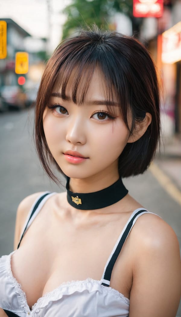 Tags: 21872187, SDXL
{"3": {"inputs": {"seed": 135221803703158, "steps": 32, "cfg": 5.91, "sampler_name": "dpmpp_2m", "scheduler": "karras", "denoise": 1.0, "model": ["27", 0], "positive": ["6", 0], "negative": ["7", 0], "latent_image": ["5", 0]}, "class_type": "KSampler"}, "4": {"inputs": {"ckpt_name": "juggernautxl.safetensors"}, "class_type": "CheckpointLoaderSimple"}, "5": {"inputs": {"width": 768, "height": 1344, "batch_size": 1}, "class_type": "EmptyLatentImage"}, "6": {"inputs": {"text": "25 year old girl, (ukrainian:1.02), (taiwanese:1.13), (korean:1.02), (beautiful eyes:0.97), (double eyelids:0.97), (eyelashes:1.13), (slim:1.02), (temptress:1.06), (seductive pose:1.06), (detailed face:1.03), (blush:0.99), (seductive facial expression:1.12), (sexy lips:1.11), (cute:1.01), (idol:0.97), (on all fours:1.07), (spreading ass cheeks:1.00), (from behind:1.01), (backboob:1.12), (school uniform:1.09), choker, busy street, (skin fuzz:1.07), (soft lighting:1.07), (portra:1.00), (candid cinema:1.02), (RAW:1.06), (textured skin:1.06), (natural looking skin:1.08), (detailed skin:1.07), (film:1.07)", "clip": ["27", 1]}, "class_type": "CLIPTextEncode"}, "7": {"inputs": {"text": "(twisted:1.10), (bad hands:1.05), (low resolution:1.09), (worst quality:1.09), (distorted:1.06), (open mouth:1.07), (watermark:1.08)", "clip": ["27", 1]}, "class_type": "CLIPTextEncode"}, "8": {"inputs": {"samples": ["3", 0], "vae": ["4", 2]}, "class_type": "VAEDecode"}, "25": {"inputs": {"lora_name": "nudify_xl.safetensors", "strength_model": 0.09, "strength_clip": 0.27, "model": ["4", 0], "clip": ["4", 1]}, "class_type": "LoraLoader"}, "26": {"inputs": {"lora_name": "shirtlift_SDXL_v2.safetensors", "strength_model": 0.01, "strength_clip": 0.05, "model": ["25", 0], "clip": ["25", 1]}, "class_type": "LoraLoader"}, "27": {"inputs": {"lora_name": "PerfectEyesXL.safetensors", "strength_model": 0.03, "strength_clip": 0.08, "model": ["26", 0], "clip": ["26", 1]}, "class_type": "LoraLoader"}, "30": {"inputs": {"model_name": "4x_NMKD-Superscale-SP_178000_G.pth"}, "class_type": "UpscaleModelLoader"}, "31": {"inputs": {"upscale_model": ["30", 0], "image": ["8", 0]}, "class_type": "ImageUpscaleWithModel"}, "32": {"inputs": {"upscale_method": "lanczos", "scale_by": 0.5, "image": ["31", 0]}, "class_type": "ImageScaleBy"}, "33": {"inputs": {"pixels": ["32", 0], "vae": ["4", 2]}, "class_type": "VAEEncode"}, "34": {"inputs": {"seed": 135221803703158, "steps": 32, "cfg": 5.91, "sampler_name": "dpmpp_2m", "scheduler": "karras", "denoise": 0.3, "model": ["27", 0], "positive": ["6", 0], "negative": ["7", 0], "latent_image": ["33", 0]}, "class_type": "KSampler"}, "36": {"inputs": {"samples": ["34", 0], "vae": ["4", 2]}, "class_type": "VAEDecode"}, "39": {"inputs": {"filename_prefix": "comfyapi-1726186963196", "images": ["36", 0]}, "class_type": "SaveImage"}}