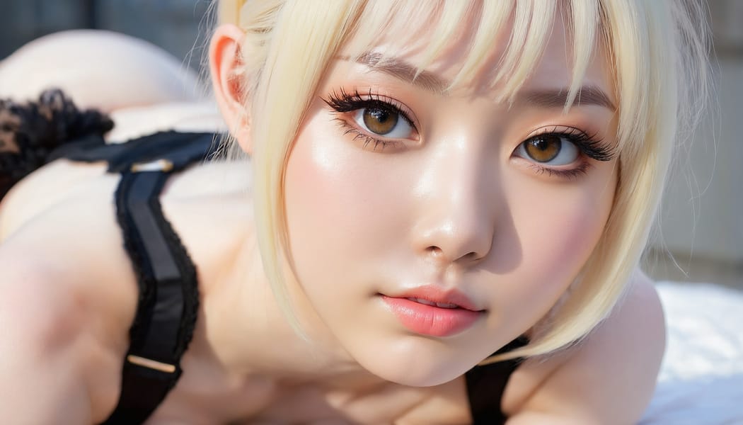 Tags: 21872187, SDXL
{"3": {"inputs": {"seed": 942842669625346, "steps": 64, "cfg": 7.91, "sampler_name": "dpmpp_2m", "scheduler": "karras", "denoise": 1.0, "model": ["27", 0], "positive": ["6", 0], "negative": ["7", 0], "latent_image": ["5", 0]}, "class_type": "KSampler"}, "4": {"inputs": {"ckpt_name": "juggernautxl.safetensors"}, "class_type": "CheckpointLoaderSimple"}, "5": {"inputs": {"width": 1344, "height": 768, "batch_size": 1}, "class_type": "EmptyLatentImage"}, "6": {"inputs": {"text": "20 year old girl, (japanese:1.13), (ukrainian:0.97), (russian:0.98), (temptress:0.98), (beautiful eyes:1.07), (idol:0.98), (cute:1.12), (eyelashes:1.10), (blush:0.97), (slim:1.12), (pale skin:1.09), (sexy lips:0.99), (double eyelids:1.14), (seductive facial expression:1.12), (seductive pose:0.97), (on all fours:1.01), (spreading ass cheeks:1.00), (from behind:0.98), (backboob:0.96), (in a cosplay:1.07) at comiket posing for camera, (film:1.02), (detailed skin:1.01), (natural looking skin:1.00), (RAW:1.09), (portra:1.08), (candid cinema:1.04), (textured skin:1.04), (soft lighting:1.02), (skin fuzz:1.01)", "clip": ["27", 1]}, "class_type": "CLIPTextEncode"}, "7": {"inputs": {"text": "(open mouth:1.14), (watermark:1.11), (distorted:1.08), (low resolution:1.06), (bad hands:1.11), (twisted:1.11)", "clip": ["27", 1]}, "class_type": "CLIPTextEncode"}, "8": {"inputs": {"samples": ["3", 0], "vae": ["4", 2]}, "class_type": "VAEDecode"}, "25": {"inputs": {"lora_name": "nudify_xl.safetensors", "strength_model": 0.1, "strength_clip": 0.07, "model": ["4", 0], "clip": ["4", 1]}, "class_type": "LoraLoader"}, "26": {"inputs": {"lora_name": "shirtlift_SDXL_v2.safetensors", "strength_model": 0.07, "strength_clip": 0.15, "model": ["25", 0], "clip": ["25", 1]}, "class_type": "LoraLoader"}, "27": {"inputs": {"lora_name": "PerfectEyesXL.safetensors", "strength_model": 0.11, "strength_clip": 0.1, "model": ["26", 0], "clip": ["26", 1]}, "class_type": "LoraLoader"}, "30": {"inputs": {"model_name": "4x_NMKD-Superscale-SP_178000_G.pth"}, "class_type": "UpscaleModelLoader"}, "31": {"inputs": {"upscale_model": ["30", 0], "image": ["8", 0]}, "class_type": "ImageUpscaleWithModel"}, "32": {"inputs": {"upscale_method": "lanczos", "scale_by": 0.5, "image": ["31", 0]}, "class_type": "ImageScaleBy"}, "33": {"inputs": {"pixels": ["32", 0], "vae": ["4", 2]}, "class_type": "VAEEncode"}, "34": {"inputs": {"seed": 942842669625346, "steps": 64, "cfg": 7.91, "sampler_name": "dpmpp_2m", "scheduler": "karras", "denoise": 0.3, "model": ["27", 0], "positive": ["6", 0], "negative": ["7", 0], "latent_image": ["33", 0]}, "class_type": "KSampler"}, "36": {"inputs": {"samples": ["34", 0], "vae": ["4", 2]}, "class_type": "VAEDecode"}, "39": {"inputs": {"filename_prefix": "comfyapi-1714936506397", "images": ["36", 0]}, "class_type": "SaveImage"}}