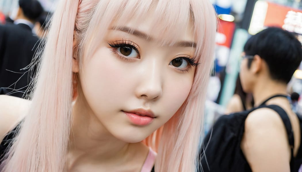 Tags: 21872187, SDXL
{"3": {"inputs": {"seed": 847775206410270, "steps": 64, "cfg": 6.04, "sampler_name": "dpmpp_2m", "scheduler": "karras", "denoise": 1.0, "model": ["27", 0], "positive": ["6", 0], "negative": ["7", 0], "latent_image": ["5", 0]}, "class_type": "KSampler"}, "4": {"inputs": {"ckpt_name": "juggernautxl.safetensors"}, "class_type": "CheckpointLoaderSimple"}, "5": {"inputs": {"width": 1344, "height": 768, "batch_size": 1}, "class_type": "EmptyLatentImage"}, "6": {"inputs": {"text": "18 year old girl, (chinese:1.07), (taiwanese:1.13), (russian:0.99), (irish:0.97), (slim:1.12), (temptress:1.10), (beautiful eyes:0.96), (cute:1.03), (sexy lips:1.12), (seductive pose:1.04), (idol:1.13), (seductive facial expression:1.13), (pale skin:1.09), (detailed face:1.14), (blush:1.10), (double eyelids:1.02), (eyelashes:1.02), (perky ass:1.00), (exposed ass:1.11), (looking back:1.04), (sexy ass:1.01), (thigh gap:1.12), (in a cosplay:1.00) at comiket posing for camera, (candid cinema:1.04), (soft lighting:1.06), (natural looking skin:1.06), (skin fuzz:1.07), (film:1.07), (RAW:1.00), (detailed skin:1.07), (textured skin:1.07), (portra:1.04)", "clip": ["27", 1]}, "class_type": "CLIPTextEncode"}, "7": {"inputs": {"text": "(bad hands:1.10), (twisted:1.10), (worst quality:1.10), (open mouth:1.06), (distorted:1.09), (low resolution:1.08), (watermark:1.06)", "clip": ["27", 1]}, "class_type": "CLIPTextEncode"}, "8": {"inputs": {"samples": ["3", 0], "vae": ["4", 2]}, "class_type": "VAEDecode"}, "25": {"inputs": {"lora_name": "nudify_xl.safetensors", "strength_model": 0.11, "strength_clip": 0.07, "model": ["4", 0], "clip": ["4", 1]}, "class_type": "LoraLoader"}, "26": {"inputs": {"lora_name": "shirtlift_SDXL_v2.safetensors", "strength_model": 0.08, "strength_clip": 0.05, "model": ["25", 0], "clip": ["25", 1]}, "class_type": "LoraLoader"}, "27": {"inputs": {"lora_name": "PerfectEyesXL.safetensors", "strength_model": 0.08, "strength_clip": 0.07, "model": ["26", 0], "clip": ["26", 1]}, "class_type": "LoraLoader"}, "30": {"inputs": {"model_name": "4x_NMKD-Superscale-SP_178000_G.pth"}, "class_type": "UpscaleModelLoader"}, "31": {"inputs": {"upscale_model": ["30", 0], "image": ["8", 0]}, "class_type": "ImageUpscaleWithModel"}, "32": {"inputs": {"upscale_method": "lanczos", "scale_by": 0.5, "image": ["31", 0]}, "class_type": "ImageScaleBy"}, "33": {"inputs": {"pixels": ["32", 0], "vae": ["4", 2]}, "class_type": "VAEEncode"}, "34": {"inputs": {"seed": 847775206410270, "steps": 64, "cfg": 6.04, "sampler_name": "dpmpp_2m", "scheduler": "karras", "denoise": 0.3, "model": ["27", 0], "positive": ["6", 0], "negative": ["7", 0], "latent_image": ["33", 0]}, "class_type": "KSampler"}, "36": {"inputs": {"samples": ["34", 0], "vae": ["4", 2]}, "class_type": "VAEDecode"}, "39": {"inputs": {"filename_prefix": "comfyapi-1713438533468", "images": ["36", 0]}, "class_type": "SaveImage"}}