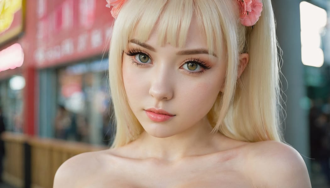 Tags: 21872187, SDXL
{"3": {"inputs": {"seed": 928782486065951, "steps": 64, "cfg": 5.08, "sampler_name": "dpmpp_2m", "scheduler": "karras", "denoise": 1.0, "model": ["27", 0], "positive": ["6", 0], "negative": ["7", 0], "latent_image": ["5", 0]}, "class_type": "KSampler"}, "4": {"inputs": {"ckpt_name": "juggernautxl.safetensors"}, "class_type": "CheckpointLoaderSimple"}, "5": {"inputs": {"width": 1344, "height": 768, "batch_size": 1}, "class_type": "EmptyLatentImage"}, "6": {"inputs": {"text": "21 year old girl, (ukrainian:1.06), (slim:1.13), (double eyelids:0.99), (temptress:1.10), (seductive facial expression:0.96), (detailed face:0.97), (sexy lips:1.09), (blush:1.13), (seductive pose:1.06), (pale skin:1.07), (cute:1.10), (idol:1.01), (beautiful eyes:1.10), (eyelashes:1.13), (in a seductive pose:1.12), (large perky breasts:0.96), (cleavage:1.14), (thigh gap:0.99), (in a cosplay:0.99) at comiket posing for camera, (natural looking skin:1.01), (candid cinema:1.08), (portra:1.07), (soft lighting:1.05), (textured skin:1.00), (film:1.08), (detailed skin:1.05), (RAW:1.01), (skin fuzz:1.00)", "clip": ["27", 1]}, "class_type": "CLIPTextEncode"}, "7": {"inputs": {"text": "(distorted:1.08), (bad hands:1.13), (watermark:1.11), (open mouth:1.05), (twisted:1.07), (worst quality:1.13), (low resolution:1.12)", "clip": ["27", 1]}, "class_type": "CLIPTextEncode"}, "8": {"inputs": {"samples": ["3", 0], "vae": ["4", 2]}, "class_type": "VAEDecode"}, "25": {"inputs": {"lora_name": "nudify_xl.safetensors", "strength_model": 0.28, "strength_clip": 0.1, "model": ["4", 0], "clip": ["4", 1]}, "class_type": "LoraLoader"}, "26": {"inputs": {"lora_name": "shirtlift_SDXL_v2.safetensors", "strength_model": 0.17, "strength_clip": 0.08, "model": ["25", 0], "clip": ["25", 1]}, "class_type": "LoraLoader"}, "27": {"inputs": {"lora_name": "PerfectEyesXL.safetensors", "strength_model": 0.08, "strength_clip": 0.04, "model": ["26", 0], "clip": ["26", 1]}, "class_type": "LoraLoader"}, "30": {"inputs": {"model_name": "4x_NMKD-Superscale-SP_178000_G.pth"}, "class_type": "UpscaleModelLoader"}, "31": {"inputs": {"upscale_model": ["30", 0], "image": ["8", 0]}, "class_type": "ImageUpscaleWithModel"}, "32": {"inputs": {"upscale_method": "lanczos", "scale_by": 0.5, "image": ["31", 0]}, "class_type": "ImageScaleBy"}, "33": {"inputs": {"pixels": ["32", 0], "vae": ["4", 2]}, "class_type": "VAEEncode"}, "34": {"inputs": {"seed": 928782486065951, "steps": 64, "cfg": 5.08, "sampler_name": "dpmpp_2m", "scheduler": "karras", "denoise": 0.3, "model": ["27", 0], "positive": ["6", 0], "negative": ["7", 0], "latent_image": ["33", 0]}, "class_type": "KSampler"}, "36": {"inputs": {"samples": ["34", 0], "vae": ["4", 2]}, "class_type": "VAEDecode"}, "39": {"inputs": {"filename_prefix": "comfyapi-1733098311561", "images": ["36", 0]}, "class_type": "SaveImage"}}