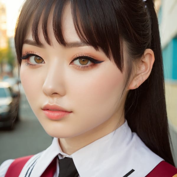 Tags: 21872187, SDXL
{"3": {"inputs": {"seed": 939313730765424, "steps": 64, "cfg": 7.3, "sampler_name": "dpmpp_2m", "scheduler": "karras", "denoise": 1.0, "model": ["27", 0], "positive": ["6", 0], "negative": ["7", 0], "latent_image": ["5", 0]}, "class_type": "KSampler"}, "4": {"inputs": {"ckpt_name": "juggernautxl.safetensors"}, "class_type": "CheckpointLoaderSimple"}, "5": {"inputs": {"width": 1024, "height": 1024, "batch_size": 1}, "class_type": "EmptyLatentImage"}, "6": {"inputs": {"text": "27 year old girl, (japanese:1.02), (russian:1.07), (ukrainian:1.13), (pale skin:1.04), (eyelashes:0.95), (sexy lips:1.03), (temptress:1.10), (idol:1.13), (beautiful eyes:1.09), (double eyelids:1.10), (seductive pose:1.01), (blush:1.01), (detailed face:1.00), (cute:0.95), (seductive facial expression:1.11), (slim:1.08), (in a seductive pose:1.00), (large perky breasts:0.95), (cleavage:1.00), (thigh gap:1.04), (school uniform:1.11), choker, busy street, (portra:1.09), (natural looking skin:1.06), (detailed skin:1.04), (skin fuzz:1.08), (soft lighting:1.03), (RAW:1.07), (candid cinema:1.02), (film:1.08), (textured skin:1.02)", "clip": ["27", 1]}, "class_type": "CLIPTextEncode"}, "7": {"inputs": {"text": "(watermark:1.12), (twisted:1.06), (distorted:1.05), (low resolution:1.14), (worst quality:1.06), (open mouth:1.08)", "clip": ["27", 1]}, "class_type": "CLIPTextEncode"}, "8": {"inputs": {"samples": ["3", 0], "vae": ["4", 2]}, "class_type": "VAEDecode"}, "25": {"inputs": {"lora_name": "nudify_xl.safetensors", "strength_model": 0.21, "strength_clip": 0.14, "model": ["4", 0], "clip": ["4", 1]}, "class_type": "LoraLoader"}, "26": {"inputs": {"lora_name": "shirtlift_SDXL_v2.safetensors", "strength_model": 0.09, "strength_clip": 0.02, "model": ["25", 0], "clip": ["25", 1]}, "class_type": "LoraLoader"}, "27": {"inputs": {"lora_name": "PerfectEyesXL.safetensors", "strength_model": 0.03, "strength_clip": 0.11, "model": ["26", 0], "clip": ["26", 1]}, "class_type": "LoraLoader"}, "30": {"inputs": {"model_name": "4x_NMKD-Superscale-SP_178000_G.pth"}, "class_type": "UpscaleModelLoader"}, "31": {"inputs": {"upscale_model": ["30", 0], "image": ["8", 0]}, "class_type": "ImageUpscaleWithModel"}, "32": {"inputs": {"upscale_method": "lanczos", "scale_by": 0.5, "image": ["31", 0]}, "class_type": "ImageScaleBy"}, "33": {"inputs": {"pixels": ["32", 0], "vae": ["4", 2]}, "class_type": "VAEEncode"}, "34": {"inputs": {"seed": 939313730765424, "steps": 64, "cfg": 7.3, "sampler_name": "dpmpp_2m", "scheduler": "karras", "denoise": 0.3, "model": ["27", 0], "positive": ["6", 0], "negative": ["7", 0], "latent_image": ["33", 0]}, "class_type": "KSampler"}, "36": {"inputs": {"samples": ["34", 0], "vae": ["4", 2]}, "class_type": "VAEDecode"}, "39": {"inputs": {"filename_prefix": "comfyapi-1723875169810", "images": ["36", 0]}, "class_type": "SaveImage"}}