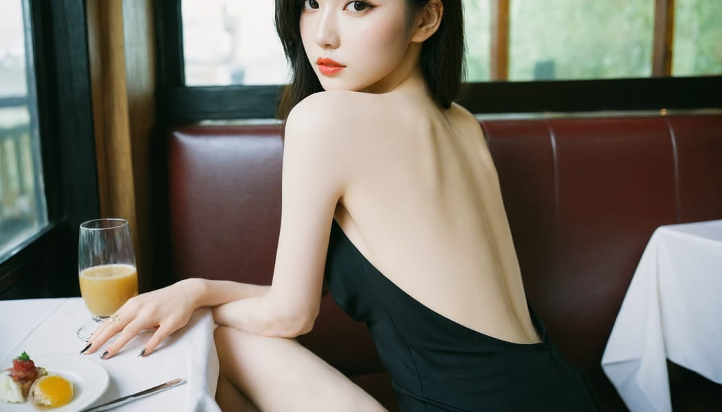 Tags: 21872187, SDXL
{"3": {"inputs": {"seed": 935442912290019, "steps": 32, "cfg": 6.33, "sampler_name": "dpmpp_2m", "scheduler": "karras", "denoise": 1.0, "model": ["27", 0], "positive": ["6", 0], "negative": ["7", 0], "latent_image": ["5", 0]}, "class_type": "KSampler"}, "4": {"inputs": {"ckpt_name": "helloworldxl.safetensors"}, "class_type": "CheckpointLoaderSimple"}, "5": {"inputs": {"width": 1344, "height": 768, "batch_size": 1}, "class_type": "EmptyLatentImage"}, "6": {"inputs": {"text": "27 year old girl, (ukrainian:1.13), (korean:1.02), (blush:0.96), (eyelashes:0.96), (detailed face:0.96), (pale skin:1.13), (seductive pose:0.99), (seductive facial expression:1.13), (slim:1.09), (idol:1.07), (temptress:1.03), (double eyelids:0.95), (sexy lips:1.12), (perky ass:1.11), (exposed ass:1.02), (looking back:1.06), (sexy ass:1.03), (thigh gap:1.06), (wearing a little black dress:0.99) at a fine dining restaurant, (soft lighting:1.01), (portra:1.02), (RAW:1.05), (candid cinema:1.00), (skin fuzz:1.09), (natural looking skin:1.07), (film:1.01), (textured skin:1.02), (detailed skin:1.02)", "clip": ["27", 1]}, "class_type": "CLIPTextEncode"}, "7": {"inputs": {"text": "(twisted:1.13), (low resolution:1.07), (distorted:1.10), (watermark:1.07), (bad hands:1.09), (open mouth:1.09), (worst quality:1.09)", "clip": ["27", 1]}, "class_type": "CLIPTextEncode"}, "8": {"inputs": {"samples": ["3", 0], "vae": ["4", 2]}, "class_type": "VAEDecode"}, "25": {"inputs": {"lora_name": "nudify_xl.safetensors", "strength_model": 0.29, "strength_clip": 0.08, "model": ["4", 0], "clip": ["4", 1]}, "class_type": "LoraLoader"}, "26": {"inputs": {"lora_name": "shirtlift_SDXL_v2.safetensors", "strength_model": 0.01, "strength_clip": 0.13, "model": ["25", 0], "clip": ["25", 1]}, "class_type": "LoraLoader"}, "27": {"inputs": {"lora_name": "PerfectEyesXL.safetensors", "strength_model": 0.17, "strength_clip": 0.16, "model": ["26", 0], "clip": ["26", 1]}, "class_type": "LoraLoader"}, "30": {"inputs": {"model_name": "4x_NMKD-Superscale-SP_178000_G.pth"}, "class_type": "UpscaleModelLoader"}, "31": {"inputs": {"upscale_model": ["30", 0], "image": ["8", 0]}, "class_type": "ImageUpscaleWithModel"}, "32": {"inputs": {"upscale_method": "lanczos", "scale_by": 0.5, "image": ["31", 0]}, "class_type": "ImageScaleBy"}, "33": {"inputs": {"pixels": ["32", 0], "vae": ["4", 2]}, "class_type": "VAEEncode"}, "34": {"inputs": {"seed": 935442912290019, "steps": 32, "cfg": 6.33, "sampler_name": "dpmpp_2m", "scheduler": "karras", "denoise": 0.3, "model": ["27", 0], "positive": ["6", 0], "negative": ["7", 0], "latent_image": ["33", 0]}, "class_type": "KSampler"}, "36": {"inputs": {"samples": ["34", 0], "vae": ["4", 2]}, "class_type": "VAEDecode"}, "39": {"inputs": {"filename_prefix": "comfyapi-1714891962646", "images": ["36", 0]}, "class_type": "SaveImage"}}