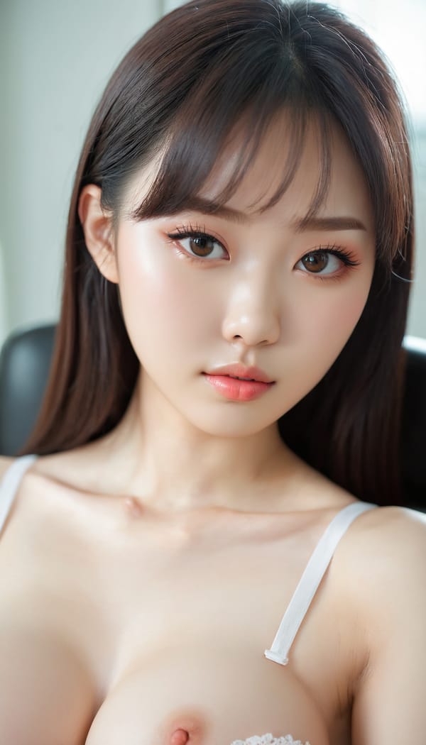 Tags: 21872187, SDXL
{"3": {"inputs": {"seed": 661662427484627, "steps": 64, "cfg": 6.92, "sampler_name": "dpmpp_2m", "scheduler": "karras", "denoise": 1.0, "model": ["27", 0], "positive": ["6", 0], "negative": ["7", 0], "latent_image": ["5", 0]}, "class_type": "KSampler"}, "4": {"inputs": {"ckpt_name": "juggernautxl.safetensors"}, "class_type": "CheckpointLoaderSimple"}, "5": {"inputs": {"width": 768, "height": 1344, "batch_size": 1}, "class_type": "EmptyLatentImage"}, "6": {"inputs": {"text": "19 year old girl, (ukrainian:1.12), (taiwanese:0.96), (korean:1.09), (pale skin:1.05), (slim:1.13), (beautiful eyes:1.06), (blush:1.05), (seductive facial expression:0.97), (idol:1.11), (cute:1.08), (seductive pose:1.10), (detailed face:1.04), (temptress:1.03), (sexy lips:0.95), (double eyelids:1.12), (eyelashes:1.10), (in a seductive pose:1.07), (large perky breasts:1.04), (cleavage:1.09), (thigh gap:0.98), (an office lady:1.13), (film:1.09), (skin fuzz:1.00), (RAW:1.01), (detailed skin:1.04), (candid cinema:1.06), (portra:1.04), (textured skin:1.07), (soft lighting:1.07), (natural looking skin:1.06)", "clip": ["27", 1]}, "class_type": "CLIPTextEncode"}, "7": {"inputs": {"text": "(watermark:1.12), (worst quality:1.07), (bad hands:1.08), (distorted:1.11), (twisted:1.13), (low resolution:1.09), (open mouth:1.12)", "clip": ["27", 1]}, "class_type": "CLIPTextEncode"}, "8": {"inputs": {"samples": ["3", 0], "vae": ["4", 2]}, "class_type": "VAEDecode"}, "25": {"inputs": {"lora_name": "nudify_xl.safetensors", "strength_model": 0.07, "strength_clip": 0.25, "model": ["4", 0], "clip": ["4", 1]}, "class_type": "LoraLoader"}, "26": {"inputs": {"lora_name": "shirtlift_SDXL_v2.safetensors", "strength_model": 0.04, "strength_clip": 0.1, "model": ["25", 0], "clip": ["25", 1]}, "class_type": "LoraLoader"}, "27": {"inputs": {"lora_name": "PerfectEyesXL.safetensors", "strength_model": 0.06, "strength_clip": 0.0, "model": ["26", 0], "clip": ["26", 1]}, "class_type": "LoraLoader"}, "30": {"inputs": {"model_name": "4x_NMKD-Superscale-SP_178000_G.pth"}, "class_type": "UpscaleModelLoader"}, "31": {"inputs": {"upscale_model": ["30", 0], "image": ["8", 0]}, "class_type": "ImageUpscaleWithModel"}, "32": {"inputs": {"upscale_method": "lanczos", "scale_by": 0.5, "image": ["31", 0]}, "class_type": "ImageScaleBy"}, "33": {"inputs": {"pixels": ["32", 0], "vae": ["4", 2]}, "class_type": "VAEEncode"}, "34": {"inputs": {"seed": 661662427484627, "steps": 64, "cfg": 6.92, "sampler_name": "dpmpp_2m", "scheduler": "karras", "denoise": 0.3, "model": ["27", 0], "positive": ["6", 0], "negative": ["7", 0], "latent_image": ["33", 0]}, "class_type": "KSampler"}, "36": {"inputs": {"samples": ["34", 0], "vae": ["4", 2]}, "class_type": "VAEDecode"}, "39": {"inputs": {"filename_prefix": "comfyapi-1733637981555", "images": ["36", 0]}, "class_type": "SaveImage"}}